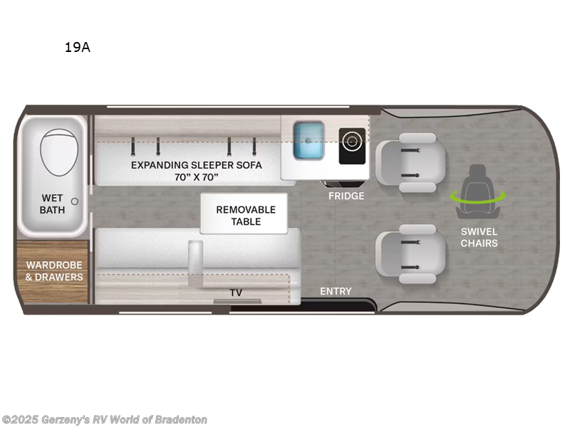 2026 Thor Motor Coach Sanctuary 19A - New Class B For Sale by Gerzeny's RV World of Bradenton in Bradenton, Florida