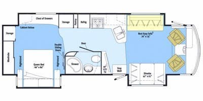 2012 Itasca Suncruiser 35P floorplan image