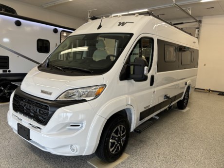 &lt;p&gt;&lt;span style=&quot;font-size: 14.0pt; font-family: Verdana; mso-bidi-font-family: Arial; color: black;&quot;&gt;There is a reason the Winnebago&amp;nbsp;Travato&amp;nbsp;is the top-selling Camper-Van in&amp;nbsp;North America! Their innovative features like an optional&amp;nbsp;&lt;/span&gt;&lt;strong&gt;&lt;span style=&quot;font-size: 14.0pt; font-family: Verdana; mso-bidi-font-family: Arial; color: red;&quot;&gt;inflatable cab seat bed&lt;/span&gt;&lt;/strong&gt;&lt;span style=&quot;font-size: 14.0pt; font-family: Verdana; mso-bidi-font-family: Arial; color: black;&quot;&gt;&amp;nbsp;and convenient wet bath with an&amp;nbsp;&lt;/span&gt;&lt;strong&gt;&lt;span style=&quot;font-size: 14.0pt; font-family: Verdana; mso-bidi-font-family: Arial; color: red;&quot;&gt;Oxygenics&amp;nbsp;shower head&lt;/span&gt;&lt;/strong&gt;&lt;span style=&quot;font-size: 14.0pt; font-family: Verdana; mso-bidi-font-family: Arial; color: black;&quot;&gt;&amp;nbsp;make life on the go easier. The&amp;nbsp;&lt;/span&gt;&lt;strong&gt;&lt;span style=&quot;font-size: 14.0pt; font-family: Verdana; mso-bidi-font-family: Arial; color: red;&quot;&gt;rear annex&lt;/span&gt;&lt;/strong&gt;&lt;span style=&quot;font-size: 14.0pt; font-family: Verdana; mso-bidi-font-family: Arial; color: black;&quot;&gt;&amp;nbsp;extends your living space and gives you the versatility of hanging wet gear&amp;nbsp;or&amp;nbsp;using it as an outdoor shower. The&amp;nbsp;Travato&amp;nbsp;is built on the&amp;nbsp;&lt;/span&gt;&lt;strong&gt;&lt;span style=&quot;font-size: 14.0pt; font-family: Verdana; mso-bidi-font-family: Arial; color: red;&quot;&gt;Ram&amp;nbsp;ProMaster&amp;nbsp;3500 chassis,&amp;nbsp;&lt;/span&gt;&lt;/strong&gt;&lt;span style=&quot;font-size: 14.0pt; font-family: Verdana; mso-bidi-font-family: Arial; color: black;&quot;&gt;equipped&amp;nbsp;with a&amp;nbsp;&lt;/span&gt;&lt;strong&gt;&lt;span style=&quot;font-size: 14.0pt; font-family: Verdana; mso-bidi-font-family: Arial; color: red;&quot;&gt;3.6L V6 gas engine&lt;/span&gt;&lt;/strong&gt;&lt;span style=&quot;font-size: 14.0pt; font-family: Verdana; mso-bidi-font-family: Arial; color: black;&quot;&gt;&amp;nbsp;and a 9-speed automatic transmission.&amp;nbsp; Travel to your destination with advanced safety features like cross wind assist, post collision braking, full speed collision warning plus and more.&amp;nbsp; Camp in cold weather with the on-board&amp;nbsp;&lt;/span&gt;&lt;span class=&quot;&quot;&gt;&lt;strong&gt;&lt;span style=&quot;font-size: 14.0pt; font-family: Verdana; mso-bidi-font-family: Arial; color: red; border: none windowtext 1.0pt; mso-border-alt: none windowtext 0in; padding: 0in;&quot;&gt;Truma&lt;/span&gt;&lt;/strong&gt;&lt;/span&gt;&lt;strong&gt;&lt;span style=&quot;font-size: 14.0pt; font-family: Verdana; mso-bidi-font-family: Arial; color: red;&quot;&gt;&amp;nbsp;&lt;span class=&quot;&quot;&gt;&lt;span style=&quot;border: none windowtext 1.0pt; mso-border-alt: none windowtext 0in; padding: 0in;&quot;&gt;Combi&lt;/span&gt;&lt;/span&gt;&amp;nbsp;Eco Plus&amp;nbsp;&lt;/span&gt;&lt;/strong&gt;&lt;span style=&quot;font-size: 14.0pt; font-family: Verdana; mso-bidi-font-family: Arial; color: black;&quot;&gt;heating system that can run off propane or electricity to heat the coach and your water.&amp;nbsp; Ditch the campground and go off grid with the&amp;nbsp;&lt;strong&gt;&lt;span style=&quot;color: #ff0000;&quot;&gt;Pure3 Energy Management System&lt;/span&gt;&lt;/strong&gt;.&amp;nbsp;&amp;nbsp;This system has a&amp;nbsp;&lt;/span&gt;&lt;span class=&quot;Heading1Char&quot;&gt;&lt;span style=&quot;font-size: 14.0pt; font-family: Verdana; font-weight: normal; mso-bidi-font-weight: bold;&quot;&gt;3-module&amp;nbsp;lithium-ion energy pack,&amp;nbsp;&lt;strong&gt;&lt;span style=&quot;color: #ff0000;&quot;&gt;3,600-watt inverter&lt;/span&gt;&lt;/strong&gt;,&amp;nbsp;Bluetooth&amp;nbsp;control module, energy pack heating system and a&amp;nbsp;&lt;strong&gt;&lt;span style=&quot;color: #ff0000;&quot;&gt;second dedicated alternator&lt;/span&gt;&lt;/strong&gt;&amp;nbsp;powered by the chassis engine&lt;/span&gt;&lt;/span&gt;&amp;nbsp;&lt;span style=&quot;font-size: 14.0pt; font-family: Verdana; mso-bidi-font-family: Arial; color: black;&quot;&gt;ensuring&lt;/span&gt;&amp;nbsp;&lt;span style=&quot;font-size: 14.0pt; font-family: Verdana; mso-bidi-font-family: Arial; color: black;&quot;&gt;you have power wherever you go.&amp;nbsp; Turn on the ultra quiet&amp;nbsp;&lt;/span&gt;&lt;strong&gt;&lt;span style=&quot;font-size: 14.0pt; font-family: Verdana; mso-bidi-font-family: Arial; color: red;&quot;&gt;Coleman Mach 10 A/C&lt;/span&gt;&lt;/strong&gt;&lt;span style=&quot;font-size: 14.0pt; font-family: Verdana; mso-bidi-font-family: Arial; color: black;&quot;&gt;&amp;nbsp;to cool off or leave your side and rear doors open with the screens down to let in a cool breeze.&amp;nbsp; The possibilities are endless in the iconic Winnebago&amp;nbsp;Travato.&amp;nbsp; Stop in to see one today and take it for a test drive.&amp;nbsp;&lt;/span&gt;&lt;/p&gt;
&lt;h3&gt;Features&lt;/h3&gt;
&lt;h4&gt;&lt;span style=&quot;color: #ff0000;&quot;&gt;Chassis&lt;/span&gt;&lt;/h4&gt;
&lt;ul&gt;
&lt;li style=&quot;box-sizing: border-box; color: #34393e; font-family: BertholdGrotesk-Regular, Arial, Helvetica, sans-serif; font-size: 20px;&quot;&gt;&lt;span style=&quot;font-family: verdana, geneva, sans-serif; font-size: 16px;&quot;&gt;Ram&amp;nbsp;ProMaster&lt;span style=&quot;box-sizing: border-box; line-height: 1; position: relative; vertical-align: baseline; top: -0.5em; color: #3d3d3d;&quot;&gt;&amp;reg;&lt;/span&gt;&amp;nbsp;280-hp, 3.6L V6 gas engine, 9-speed automatic 62TE transmission, 180-amp. alternator&lt;/span&gt;&lt;/li&gt;
&lt;li style=&quot;box-sizing: border-box; color: #34393e; font-family: BertholdGrotesk-Regular, Arial, Helvetica, sans-serif; font-size: 20px;&quot;&gt;&lt;span style=&quot;font-family: verdana, geneva, sans-serif; font-size: 16px;&quot;&gt;4-wheel ABS brakes&lt;/span&gt;&lt;/li&gt;
&lt;li style=&quot;box-sizing: border-box; color: #34393e; font-family: BertholdGrotesk-Regular, Arial, Helvetica, sans-serif; font-size: 20px;&quot;&gt;&lt;span style=&quot;font-family: verdana, geneva, sans-serif; font-size: 16px;&quot;&gt;Stylized aluminum wheels&lt;/span&gt;&lt;/li&gt;
&lt;li style=&quot;box-sizing: border-box; color: #34393e; font-family: BertholdGrotesk-Regular, Arial, Helvetica, sans-serif; font-size: 20px;&quot;&gt;&lt;span style=&quot;font-family: verdana, geneva, sans-serif; font-size: 16px;&quot;&gt;Trailer Hitch 3,500-lb.&amp;nbsp;drawbar/350-lb. maximum vertical tongue weight&lt;/span&gt;&lt;/li&gt;
&lt;/ul&gt;
&lt;h4&gt;&lt;span style=&quot;color: #ff0000;&quot;&gt;Cab Conveniences&lt;/span&gt;&lt;/h4&gt;
&lt;ul&gt;
&lt;li style=&quot;box-sizing: border-box; color: #34393e; font-family: BertholdGrotesk-Regular, Arial, Helvetica, sans-serif; font-size: 20px;&quot;&gt;&lt;span style=&quot;font-family: verdana, geneva, sans-serif; font-size: 16px;&quot;&gt;Radio/rearview&amp;nbsp;monitor system&amp;nbsp;touchscreen, steering wheel controls, rear camera and&amp;nbsp;USB&amp;nbsp;ports&lt;/span&gt;&lt;/li&gt;
&lt;li style=&quot;box-sizing: border-box; color: #34393e; font-family: BertholdGrotesk-Regular, Arial, Helvetica, sans-serif; font-size: 20px;&quot;&gt;&lt;span style=&quot;font-family: verdana, geneva, sans-serif; font-size: 16px;&quot;&gt;Cab seats adjustable headrest, and slide/swivel/recline&lt;/span&gt;&lt;/li&gt;
&lt;li style=&quot;box-sizing: border-box; color: #34393e; font-family: BertholdGrotesk-Regular, Arial, Helvetica, sans-serif; font-size: 20px;&quot;&gt;&lt;span style=&quot;font-family: verdana, geneva, sans-serif; font-size: 16px;&quot;&gt;Airbags&amp;nbsp;driver and passenger front, side curtain, side seat bolster&lt;/span&gt;&lt;/li&gt;
&lt;li style=&quot;box-sizing: border-box; color: #34393e; font-family: BertholdGrotesk-Regular, Arial, Helvetica, sans-serif; font-size: 20px;&quot;&gt;&lt;span style=&quot;font-family: verdana, geneva, sans-serif; font-size: 16px;&quot;&gt;Cruise control&lt;/span&gt;&lt;/li&gt;
&lt;li style=&quot;box-sizing: border-box; color: #34393e; font-family: BertholdGrotesk-Regular, Arial, Helvetica, sans-serif; font-size: 20px;&quot;&gt;&lt;span style=&quot;font-family: verdana, geneva, sans-serif; font-size: 16px;&quot;&gt;3-point seat belts&lt;/span&gt;&lt;/li&gt;
&lt;li style=&quot;box-sizing: border-box; color: #34393e; font-family: BertholdGrotesk-Regular, Arial, Helvetica, sans-serif; font-size: 20px;&quot;&gt;&lt;span style=&quot;font-family: verdana, geneva, sans-serif; font-size: 16px;&quot;&gt;Electric power steering&lt;/span&gt;&lt;/li&gt;
&lt;li style=&quot;box-sizing: border-box; color: #34393e; font-family: BertholdGrotesk-Regular, Arial, Helvetica, sans-serif; font-size: 20px;&quot;&gt;&lt;span style=&quot;font-family: verdana, geneva, sans-serif; font-size: 16px;&quot;&gt;Power mirrors&amp;nbsp;w/defrost and turn signal&lt;/span&gt;&lt;/li&gt;
&lt;li style=&quot;box-sizing: border-box; color: #34393e; font-family: BertholdGrotesk-Regular, Arial, Helvetica, sans-serif; font-size: 20px;&quot;&gt;&lt;span style=&quot;font-family: verdana, geneva, sans-serif; font-size: 16px;&quot;&gt;Power door locks&amp;nbsp;w/remote&lt;/span&gt;&lt;/li&gt;
&lt;li style=&quot;box-sizing: border-box; color: #34393e; font-family: BertholdGrotesk-Regular, Arial, Helvetica, sans-serif; font-size: 20px;&quot;&gt;&lt;span style=&quot;font-family: verdana, geneva, sans-serif; font-size: 16px;&quot;&gt;Power windows&lt;/span&gt;&lt;/li&gt;
&lt;li style=&quot;box-sizing: border-box; color: #34393e; font-family: BertholdGrotesk-Regular, Arial, Helvetica, sans-serif; font-size: 20px;&quot;&gt;&lt;span style=&quot;font-family: verdana, geneva, sans-serif; font-size: 16px;&quot;&gt;12-volt&amp;nbsp;powerpoints&lt;/span&gt;&lt;/li&gt;
&lt;li style=&quot;box-sizing: border-box; color: #34393e; font-family: BertholdGrotesk-Regular, Arial, Helvetica, sans-serif; font-size: 20px;&quot;&gt;&lt;span style=&quot;font-family: verdana, geneva, sans-serif; font-size: 16px;&quot;&gt;Digital&amp;nbsp;rearview&amp;nbsp;mirror&lt;/span&gt;&lt;/li&gt;
&lt;li style=&quot;box-sizing: border-box; color: #34393e; font-family: BertholdGrotesk-Regular, Arial, Helvetica, sans-serif; font-size: 20px;&quot;&gt;&lt;span style=&quot;font-family: verdana, geneva, sans-serif; font-size: 16px;&quot;&gt;Crosswind assist&lt;/span&gt;&lt;/li&gt;
&lt;li style=&quot;box-sizing: border-box; color: #34393e; font-family: BertholdGrotesk-Regular, Arial, Helvetica, sans-serif; font-size: 20px;&quot;&gt;&lt;span style=&quot;font-family: verdana, geneva, sans-serif; font-size: 16px;&quot;&gt;Sunvisors&lt;/span&gt;&lt;/li&gt;
&lt;li style=&quot;box-sizing: border-box; color: #34393e; font-family: BertholdGrotesk-Regular, Arial, Helvetica, sans-serif; font-size: 20px;&quot;&gt;&lt;span style=&quot;font-family: verdana, geneva, sans-serif; font-size: 16px;&quot;&gt;Front and cab window privacy panels&lt;/span&gt;&lt;/li&gt;
&lt;li style=&quot;box-sizing: border-box; color: #34393e; font-family: BertholdGrotesk-Regular, Arial, Helvetica, sans-serif; font-size: 20px;&quot;&gt;&lt;span style=&quot;font-family: verdana, geneva, sans-serif; font-size: 16px;&quot;&gt;Carpet floor mat&lt;/span&gt;&lt;/li&gt;
&lt;li style=&quot;box-sizing: border-box; color: #34393e; font-family: BertholdGrotesk-Regular, Arial, Helvetica, sans-serif; font-size: 20px;&quot;&gt;&lt;span style=&quot;font-family: verdana, geneva, sans-serif; font-size: 16px;&quot;&gt;Appliqu&amp;eacute; package&lt;/span&gt;&lt;/li&gt;
&lt;li style=&quot;box-sizing: border-box; color: #34393e; font-family: BertholdGrotesk-Regular, Arial, Helvetica, sans-serif; font-size: 20px;&quot;&gt;&lt;span style=&quot;font-family: verdana, geneva, sans-serif; font-size: 16px;&quot;&gt;SuperSprings&lt;span style=&quot;box-sizing: border-box; line-height: 1; position: relative; vertical-align: baseline; top: -0.5em; color: #3d3d3d;&quot;&gt;&amp;reg;&lt;/span&gt;&amp;nbsp;SumoSprings&lt;span style=&quot;box-sizing: border-box; line-height: 1; position: relative; vertical-align: baseline; top: -0.5em; color: #3d3d3d;&quot;&gt;&amp;reg;&lt;/span&gt;&amp;nbsp;(front and rear)&lt;/span&gt;&lt;/li&gt;
&lt;li style=&quot;box-sizing: border-box; color: #34393e; font-family: BertholdGrotesk-Regular, Arial, Helvetica, sans-serif; font-size: 20px;&quot;&gt;&lt;span style=&quot;font-family: verdana, geneva, sans-serif; font-size: 16px;&quot;&gt;Passive entry&lt;/span&gt;&lt;/li&gt;
&lt;li style=&quot;box-sizing: border-box; color: #34393e; font-family: BertholdGrotesk-Regular, Arial, Helvetica, sans-serif; font-size: 20px;&quot;&gt;&lt;span style=&quot;font-family: verdana, geneva, sans-serif; font-size: 16px;&quot;&gt;Push button start&lt;/span&gt;&lt;/li&gt;
&lt;li style=&quot;box-sizing: border-box; color: #34393e; font-family: BertholdGrotesk-Regular, Arial, Helvetica, sans-serif; font-size: 20px;&quot;&gt;&lt;span style=&quot;font-family: verdana, geneva, sans-serif; font-size: 16px;&quot;&gt;Traffic sign assist&lt;/span&gt;&lt;/li&gt;
&lt;li style=&quot;box-sizing: border-box; color: #34393e; font-family: BertholdGrotesk-Regular, Arial, Helvetica, sans-serif; font-size: 20px;&quot;&gt;&lt;span style=&quot;font-family: verdana, geneva, sans-serif; font-size: 16px;&quot;&gt;Full-speed forward collision warning plus&lt;/span&gt;&lt;/li&gt;
&lt;li style=&quot;box-sizing: border-box; color: #34393e; font-family: BertholdGrotesk-Regular, Arial, Helvetica, sans-serif; font-size: 20px;&quot;&gt;&lt;span style=&quot;font-family: verdana, geneva, sans-serif; font-size: 16px;&quot;&gt;Pedestrian automatic emergency braking system&lt;/span&gt;&lt;/li&gt;
&lt;li style=&quot;box-sizing: border-box; color: #34393e; font-family: BertholdGrotesk-Regular, Arial, Helvetica, sans-serif; font-size: 20px;&quot;&gt;&lt;span style=&quot;font-family: verdana, geneva, sans-serif; font-size: 16px;&quot;&gt;Post collision braking&lt;/span&gt;&lt;/li&gt;
&lt;/ul&gt;
&lt;h4&gt;&lt;span style=&quot;color: #ff0000;&quot;&gt;Optional Equipment&lt;/span&gt;&lt;/h4&gt;
&lt;ul&gt;
&lt;li&gt;&lt;span style=&quot;color: #ff0000; font-family: verdana, geneva, sans-serif; font-size: 16px;&quot;&gt;&lt;span style=&quot;color: #34393e;&quot;&gt;Cab seats&amp;nbsp;w/Ultraleather&lt;/span&gt;&lt;span style=&quot;box-sizing: border-box; line-height: 1; position: relative; vertical-align: baseline; top: -0.5em; color: #3d3d3d;&quot;&gt;&amp;reg;&lt;/span&gt;&lt;span style=&quot;color: #34393e;&quot;&gt;&amp;nbsp;covering&lt;/span&gt;&lt;/span&gt;&lt;/li&gt;
&lt;/ul&gt;
&lt;h4&gt;&lt;span style=&quot;color: #ff0000;&quot;&gt;Interior&lt;/span&gt;&lt;/h4&gt;
&lt;ul&gt;
&lt;li style=&quot;box-sizing: border-box; color: #34393e; font-family: BertholdGrotesk-Regular, Arial, Helvetica, sans-serif; font-size: 20px;&quot;&gt;&lt;span style=&quot;font-family: verdana, geneva, sans-serif; font-size: 16px;&quot;&gt;24&quot;&amp;nbsp;HDTV&amp;nbsp;and&amp;nbsp;Bluetooth&lt;span style=&quot;box-sizing: border-box; line-height: 1; position: relative; vertical-align: baseline; top: -0.5em; color: #3d3d3d;&quot;&gt;&amp;reg;&amp;nbsp;&lt;/span&gt;soundbar&lt;/span&gt;&lt;/li&gt;
&lt;li style=&quot;box-sizing: border-box; color: #34393e; font-family: BertholdGrotesk-Regular, Arial, Helvetica, sans-serif; font-size: 20px;&quot;&gt;&lt;span style=&quot;font-family: verdana, geneva, sans-serif; font-size: 16px;&quot;&gt;Pedestal w/pop-up outlets and mount for table&lt;/span&gt;&lt;/li&gt;
&lt;li style=&quot;box-sizing: border-box; color: #34393e; font-family: BertholdGrotesk-Regular, Arial, Helvetica, sans-serif; font-size: 20px;&quot;&gt;&lt;span style=&quot;font-family: verdana, geneva, sans-serif; font-size: 16px;&quot;&gt;Amplified digital TV antenna&lt;/span&gt;&lt;/li&gt;
&lt;li style=&quot;box-sizing: border-box; color: #34393e; font-family: BertholdGrotesk-Regular, Arial, Helvetica, sans-serif; font-size: 20px;&quot;&gt;&lt;span style=&quot;font-family: verdana, geneva, sans-serif; font-size: 16px;&quot;&gt;LED ceiling lights&lt;/span&gt;&lt;/li&gt;
&lt;li style=&quot;box-sizing: border-box; color: #34393e; font-family: BertholdGrotesk-Regular, Arial, Helvetica, sans-serif; font-size: 20px;&quot;&gt;&lt;span style=&quot;font-family: verdana, geneva, sans-serif; font-size: 16px;&quot;&gt;Blackout cassette shades&lt;/span&gt;&lt;/li&gt;
&lt;li style=&quot;box-sizing: border-box; color: #34393e; font-family: BertholdGrotesk-Regular, Arial, Helvetica, sans-serif; font-size: 20px;&quot;&gt;&lt;span style=&quot;font-family: verdana, geneva, sans-serif; font-size: 16px;&quot;&gt;Soft vinyl ceiling&lt;/span&gt;&lt;/li&gt;
&lt;li style=&quot;box-sizing: border-box; color: #34393e; font-family: BertholdGrotesk-Regular, Arial, Helvetica, sans-serif; font-size: 20px;&quot;&gt;&lt;span style=&quot;font-family: verdana, geneva, sans-serif; font-size: 16px;&quot;&gt;Tinted coach windows&lt;/span&gt;&lt;/li&gt;
&lt;li style=&quot;box-sizing: border-box; color: #34393e; font-family: BertholdGrotesk-Regular, Arial, Helvetica, sans-serif; font-size: 20px;&quot;&gt;&lt;span style=&quot;font-family: verdana, geneva, sans-serif; font-size: 16px;&quot;&gt;Systems monitor panel&lt;/span&gt;&lt;/li&gt;
&lt;li style=&quot;box-sizing: border-box; color: #34393e; font-family: BertholdGrotesk-Regular, Arial, Helvetica, sans-serif; font-size: 20px;&quot;&gt;&lt;span style=&quot;font-family: verdana, geneva, sans-serif; font-size: 16px;&quot;&gt;Deluxe powered ventilator fan w/rain cover&lt;/span&gt;&lt;/li&gt;
&lt;li style=&quot;box-sizing: border-box; color: #34393e; font-family: BertholdGrotesk-Regular, Arial, Helvetica, sans-serif; font-size: 20px;&quot;&gt;&lt;span style=&quot;font-family: verdana, geneva, sans-serif; font-size: 16px;&quot;&gt;Removable/adjustable table&lt;/span&gt;&lt;/li&gt;
&lt;li style=&quot;box-sizing: border-box; color: #34393e; font-family: BertholdGrotesk-Regular, Arial, Helvetica, sans-serif; font-size: 20px;&quot;&gt;&lt;span style=&quot;font-family: verdana, geneva, sans-serif; font-size: 16px;&quot;&gt;Below floor storage&lt;/span&gt;&lt;/li&gt;
&lt;li style=&quot;box-sizing: border-box; color: #34393e; font-family: BertholdGrotesk-Regular, Arial, Helvetica, sans-serif; font-size: 20px;&quot;&gt;&lt;span style=&quot;font-family: verdana, geneva, sans-serif; font-size: 16px;&quot;&gt;Anything Keeper&lt;span style=&quot;box-sizing: border-box; line-height: 1; position: relative; vertical-align: baseline; top: -0.5em; color: #3d3d3d;&quot;&gt;&amp;trade;&lt;/span&gt;&amp;nbsp;drop down storage baskets&lt;/span&gt;&lt;/li&gt;
&lt;li style=&quot;box-sizing: border-box; color: #34393e; font-family: BertholdGrotesk-Regular, Arial, Helvetica, sans-serif; font-size: 20px;&quot;&gt;&lt;span style=&quot;font-family: verdana, geneva, sans-serif; font-size: 16px;&quot;&gt;RAM&lt;span style=&quot;box-sizing: border-box; line-height: 1; position: relative; vertical-align: baseline; top: -0.5em; color: #3d3d3d;&quot;&gt;&amp;reg;&lt;/span&gt;&amp;nbsp;Tough-Track&lt;span style=&quot;box-sizing: border-box; line-height: 1; position: relative; vertical-align: baseline; top: -0.5em; color: #3d3d3d;&quot;&gt;&amp;trade;&amp;nbsp;&lt;/span&gt;Mounts throughout&lt;/span&gt;&lt;/li&gt;
&lt;li style=&quot;box-sizing: border-box; color: #34393e; font-family: BertholdGrotesk-Regular, Arial, Helvetica, sans-serif; font-size: 20px;&quot;&gt;&lt;span style=&quot;font-family: verdana, geneva, sans-serif; font-size: 16px;&quot;&gt;Reading lights&amp;nbsp;&lt;/span&gt;&lt;/li&gt;
&lt;li style=&quot;box-sizing: border-box; color: #34393e; font-family: BertholdGrotesk-Regular, Arial, Helvetica, sans-serif; font-size: 20px;&quot;&gt;&lt;span style=&quot;font-family: verdana, geneva, sans-serif; font-size: 16px;&quot;&gt;Roof wiring access port&lt;/span&gt;&lt;/li&gt;
&lt;li style=&quot;box-sizing: border-box; color: #34393e; font-family: BertholdGrotesk-Regular, Arial, Helvetica, sans-serif; font-size: 20px;&quot;&gt;&lt;span style=&quot;font-family: verdana, geneva, sans-serif; font-size: 16px;&quot;&gt;Insulated rear window zipper coverings&lt;/span&gt;&lt;/li&gt;
&lt;/ul&gt;
&lt;h4&gt;&lt;span style=&quot;color: #ff0000;&quot;&gt;Optional Equipment&lt;/span&gt;&lt;/h4&gt;
&lt;ul&gt;
&lt;li style=&quot;box-sizing: border-box; color: #34393e; font-family: BertholdGrotesk-Regular, Arial, Helvetica, sans-serif; font-size: 20px;&quot;&gt;&lt;span style=&quot;font-family: verdana, geneva, sans-serif; font-size: 16px;&quot;&gt;Dual-pane acrylic windows w/screen and blackout cassette shades&lt;/span&gt;&lt;/li&gt;
&lt;li style=&quot;box-sizing: border-box; color: #34393e; font-family: BertholdGrotesk-Regular, Arial, Helvetica, sans-serif; font-size: 20px;&quot;&gt;&lt;span style=&quot;font-family: verdana, geneva, sans-serif; font-size: 16px;&quot;&gt;Woven floor mat&lt;/span&gt;&lt;/li&gt;
&lt;li style=&quot;box-sizing: border-box; color: #34393e; font-family: BertholdGrotesk-Regular, Arial, Helvetica, sans-serif; font-size: 20px;&quot;&gt;&lt;span style=&quot;font-family: verdana, geneva, sans-serif; font-size: 16px;&quot;&gt;Front cab air mattress 30&quot; x 65&quot; w/support base, cordless pump, repair kit and storage bag&lt;/span&gt;&lt;/li&gt;
&lt;/ul&gt;
&lt;h4&gt;&lt;span style=&quot;color: #ff0000;&quot;&gt;Galley&lt;/span&gt;&lt;/h4&gt;
&lt;ul&gt;
&lt;li style=&quot;box-sizing: border-box; font-family: BertholdGrotesk-Regular, Arial, Helvetica, sans-serif; font-size: 20px; color: #353535;&quot;&gt;&lt;span style=&quot;font-family: verdana, geneva, sans-serif; font-size: 16px;&quot;&gt;Corian&lt;span style=&quot;box-sizing: border-box; line-height: 1; position: relative; vertical-align: baseline; top: -0.5em; color: #3d3d3d;&quot;&gt;&amp;reg;&lt;/span&gt;&amp;nbsp;countertop&lt;/span&gt;&lt;/li&gt;
&lt;li style=&quot;box-sizing: border-box; font-family: BertholdGrotesk-Regular, Arial, Helvetica, sans-serif; font-size: 20px; color: #353535;&quot;&gt;&lt;span style=&quot;font-family: verdana, geneva, sans-serif; font-size: 16px;&quot;&gt;Microwave oven&amp;nbsp;w/touch controls&amp;nbsp;&lt;/span&gt;&lt;/li&gt;
&lt;li style=&quot;box-sizing: border-box; font-family: BertholdGrotesk-Regular, Arial, Helvetica, sans-serif; font-size: 20px; color: #353535;&quot;&gt;&lt;span style=&quot;font-family: verdana, geneva, sans-serif; font-size: 16px;&quot;&gt;Single burner induction&amp;nbsp;cooktop&lt;/span&gt;&lt;/li&gt;
&lt;li style=&quot;box-sizing: border-box; font-family: BertholdGrotesk-Regular, Arial, Helvetica, sans-serif; font-size: 20px; color: #353535;&quot;&gt;&lt;span style=&quot;font-family: verdana, geneva, sans-serif; font-size: 16px;&quot;&gt;Single door 4.3 cu. ft. compressor-driven refrigerator/freezer 12-volt&lt;/span&gt;&lt;/li&gt;
&lt;li style=&quot;box-sizing: border-box; font-family: BertholdGrotesk-Regular, Arial, Helvetica, sans-serif; font-size: 20px; color: #353535;&quot;&gt;&lt;span style=&quot;font-family: verdana, geneva, sans-serif; font-size: 16px;&quot;&gt;Stainless steel sink&amp;nbsp;w/Corian&amp;nbsp;sink cover&lt;/span&gt;&lt;/li&gt;
&lt;li style=&quot;box-sizing: border-box; font-family: BertholdGrotesk-Regular, Arial, Helvetica, sans-serif; font-size: 20px; color: #353535;&quot;&gt;&lt;span style=&quot;font-family: verdana, geneva, sans-serif; font-size: 16px;&quot;&gt;Cold water filtration system&amp;nbsp;(galley)&lt;/span&gt;&lt;/li&gt;
&lt;li style=&quot;box-sizing: border-box; font-family: BertholdGrotesk-Regular, Arial, Helvetica, sans-serif; font-size: 20px; color: #353535;&quot;&gt;&lt;span style=&quot;font-family: verdana, geneva, sans-serif; font-size: 16px;&quot;&gt;Spice Rack&lt;/span&gt;&lt;/li&gt;
&lt;li style=&quot;box-sizing: border-box; font-family: BertholdGrotesk-Regular, Arial, Helvetica, sans-serif; font-size: 20px; color: #353535;&quot;&gt;&lt;span style=&quot;font-family: verdana, geneva, sans-serif; font-size: 16px;&quot;&gt;Pull-out&amp;nbsp;countertop&amp;nbsp;extension&lt;/span&gt;&lt;/li&gt;
&lt;/ul&gt;
&lt;h4&gt;&lt;span style=&quot;color: #ff0000;&quot;&gt;Bath&lt;/span&gt;&lt;/h4&gt;
&lt;ul&gt;
&lt;li style=&quot;box-sizing: border-box; color: #34393e; font-family: BertholdGrotesk-Regular, Arial, Helvetica, sans-serif; font-size: 20px;&quot;&gt;&lt;span style=&quot;font-family: verdana, geneva, sans-serif; font-size: 16px;&quot;&gt;Flexible&amp;nbsp;showerhead&lt;/span&gt;&lt;/li&gt;
&lt;li style=&quot;box-sizing: border-box; color: #34393e; font-family: BertholdGrotesk-Regular, Arial, Helvetica, sans-serif; font-size: 20px;&quot;&gt;&lt;span style=&quot;font-family: verdana, geneva, sans-serif; font-size: 16px;&quot;&gt;Medicine cabinet&lt;/span&gt;&lt;/li&gt;
&lt;li style=&quot;box-sizing: border-box; color: #34393e; font-family: BertholdGrotesk-Regular, Arial, Helvetica, sans-serif; font-size: 20px;&quot;&gt;&lt;span style=&quot;font-family: verdana, geneva, sans-serif; font-size: 16px;&quot;&gt;Mirror&lt;/span&gt;&lt;/li&gt;
&lt;li style=&quot;box-sizing: border-box; color: #34393e; font-family: BertholdGrotesk-Regular, Arial, Helvetica, sans-serif; font-size: 20px;&quot;&gt;&lt;span style=&quot;font-family: verdana, geneva, sans-serif; font-size: 16px;&quot;&gt;Fold-down sink&lt;/span&gt;&lt;/li&gt;
&lt;li style=&quot;box-sizing: border-box; color: #34393e; font-family: BertholdGrotesk-Regular, Arial, Helvetica, sans-serif; font-size: 20px;&quot;&gt;&lt;span style=&quot;font-family: verdana, geneva, sans-serif; font-size: 16px;&quot;&gt;Toilet&amp;nbsp;w/foot pedal and sprayer&lt;/span&gt;&lt;/li&gt;
&lt;li style=&quot;box-sizing: border-box; color: #34393e; font-family: BertholdGrotesk-Regular, Arial, Helvetica, sans-serif; font-size: 20px;&quot;&gt;&lt;span style=&quot;font-family: verdana, geneva, sans-serif; font-size: 16px;&quot;&gt;Shower curtain&lt;/span&gt;&lt;/li&gt;
&lt;li style=&quot;box-sizing: border-box; color: #34393e; font-family: BertholdGrotesk-Regular, Arial, Helvetica, sans-serif; font-size: 20px;&quot;&gt;&lt;span style=&quot;font-family: verdana, geneva, sans-serif; font-size: 16px;&quot;&gt;Shower package&amp;nbsp;w/showerpan&lt;/span&gt;&lt;/li&gt;
&lt;li style=&quot;box-sizing: border-box; color: #34393e; font-family: BertholdGrotesk-Regular, Arial, Helvetica, sans-serif; font-size: 20px;&quot;&gt;&lt;span style=&quot;font-family: verdana, geneva, sans-serif; font-size: 16px;&quot;&gt;Tissue holder&lt;/span&gt;&lt;/li&gt;
&lt;li style=&quot;box-sizing: border-box; color: #34393e; font-family: BertholdGrotesk-Regular, Arial, Helvetica, sans-serif; font-size: 20px;&quot;&gt;&lt;span style=&quot;font-family: verdana, geneva, sans-serif; font-size: 16px;&quot;&gt;Towel bar&amp;nbsp;&lt;/span&gt;&lt;/li&gt;
&lt;li style=&quot;box-sizing: border-box; color: #34393e; font-family: BertholdGrotesk-Regular, Arial, Helvetica, sans-serif; font-size: 20px;&quot;&gt;&lt;span style=&quot;font-family: verdana, geneva, sans-serif; font-size: 16px;&quot;&gt;Two-piece sliding door&lt;/span&gt;&lt;/li&gt;
&lt;li style=&quot;box-sizing: border-box; color: #34393e; font-family: BertholdGrotesk-Regular, Arial, Helvetica, sans-serif; font-size: 20px;&quot;&gt;&lt;span style=&quot;font-family: verdana, geneva, sans-serif; font-size: 16px;&quot;&gt;Powered roof vent&lt;/span&gt;&lt;/li&gt;
&lt;li style=&quot;box-sizing: border-box; color: #34393e; font-family: BertholdGrotesk-Regular, Arial, Helvetica, sans-serif; font-size: 20px;&quot;&gt;&lt;span style=&quot;font-family: verdana, geneva, sans-serif; font-size: 16px;&quot;&gt;Wardrobe cabinet&lt;/span&gt;&lt;/li&gt;
&lt;/ul&gt;
&lt;h4&gt;&lt;span style=&quot;color: #ff0000;&quot;&gt;Bedroom&lt;/span&gt;&lt;/h4&gt;
&lt;ul&gt;
&lt;li style=&quot;box-sizing: border-box; color: #34393e; font-family: BertholdGrotesk-Regular, Arial, Helvetica, sans-serif; font-size: 20px;&quot;&gt;&lt;span style=&quot;font-family: verdana, geneva, sans-serif; font-size: 16px;&quot;&gt;Twin beds&amp;nbsp;w/WinnSleep&amp;nbsp;system and storage below passenger side&lt;/span&gt;&lt;/li&gt;
&lt;li style=&quot;box-sizing: border-box; color: #34393e; font-family: BertholdGrotesk-Regular, Arial, Helvetica, sans-serif; font-size: 20px;&quot;&gt;&lt;span style=&quot;font-family: verdana, geneva, sans-serif; font-size: 16px;&quot;&gt;Flex Bed kit&lt;/span&gt;&lt;/li&gt;
&lt;/ul&gt;
&lt;h4&gt;&lt;span style=&quot;color: #ff0000;&quot;&gt;Exterior&lt;/span&gt;&lt;/h4&gt;
&lt;ul&gt;
&lt;li style=&quot;box-sizing: border-box; color: #34393e; font-family: BertholdGrotesk-Regular, Arial, Helvetica, sans-serif; font-size: 20px;&quot;&gt;&lt;span style=&quot;font-family: verdana, geneva, sans-serif; font-size: 16px;&quot;&gt;Powered patio awning&amp;nbsp;w/LED lighting and&amp;nbsp;Bluetooth&amp;nbsp;control&lt;/span&gt;&lt;/li&gt;
&lt;li style=&quot;box-sizing: border-box; color: #34393e; font-family: BertholdGrotesk-Regular, Arial, Helvetica, sans-serif; font-size: 20px;&quot;&gt;&lt;span style=&quot;font-family: verdana, geneva, sans-serif; font-size: 16px;&quot;&gt;Porch light&amp;nbsp;w/interior switch&lt;/span&gt;&lt;/li&gt;
&lt;li style=&quot;box-sizing: border-box; color: #34393e; font-family: BertholdGrotesk-Regular, Arial, Helvetica, sans-serif; font-size: 20px;&quot;&gt;&lt;span style=&quot;font-family: verdana, geneva, sans-serif; font-size: 16px;&quot;&gt;Driver&#39;s side service light&lt;/span&gt;&lt;/li&gt;
&lt;li style=&quot;box-sizing: border-box; color: #34393e; font-family: BertholdGrotesk-Regular, Arial, Helvetica, sans-serif; font-size: 20px;&quot;&gt;&lt;span style=&quot;font-family: verdana, geneva, sans-serif; font-size: 16px;&quot;&gt;Assist bar w/integrated RAM&lt;span style=&quot;box-sizing: border-box; line-height: 1; position: relative; vertical-align: baseline; top: -0.5em; color: #3d3d3d;&quot;&gt;&amp;reg;&lt;/span&gt;&amp;nbsp;Tough-Track&lt;span style=&quot;box-sizing: border-box; line-height: 1; position: relative; vertical-align: baseline; top: -0.5em; color: #3d3d3d;&quot;&gt;&amp;trade;&lt;/span&gt;&amp;nbsp;mount (sliding entrance door)&lt;/span&gt;&lt;/li&gt;
&lt;li style=&quot;box-sizing: border-box; color: #34393e; font-family: BertholdGrotesk-Regular, Arial, Helvetica, sans-serif; font-size: 20px;&quot;&gt;&lt;span style=&quot;font-family: verdana, geneva, sans-serif; font-size: 16px;&quot;&gt;Assist bar (rear entrance door)&lt;/span&gt;&lt;/li&gt;
&lt;li style=&quot;box-sizing: border-box; color: #34393e; font-family: BertholdGrotesk-Regular, Arial, Helvetica, sans-serif; font-size: 20px;&quot;&gt;&lt;span style=&quot;font-family: verdana, geneva, sans-serif; font-size: 16px;&quot;&gt;Rear door latch convenience strap&lt;/span&gt;&lt;/li&gt;
&lt;li style=&quot;box-sizing: border-box; color: #34393e; font-family: BertholdGrotesk-Regular, Arial, Helvetica, sans-serif; font-size: 20px;&quot;&gt;&lt;span style=&quot;font-family: verdana, geneva, sans-serif; font-size: 16px;&quot;&gt;Side screen door w/magnetic closures&lt;/span&gt;&lt;/li&gt;
&lt;li style=&quot;box-sizing: border-box; color: #34393e; font-family: BertholdGrotesk-Regular, Arial, Helvetica, sans-serif; font-size: 20px;&quot;&gt;&lt;span style=&quot;font-family: verdana, geneva, sans-serif; font-size: 16px;&quot;&gt;Rear screen door&lt;/span&gt;&lt;/li&gt;
&lt;li style=&quot;box-sizing: border-box; color: #34393e; font-family: BertholdGrotesk-Regular, Arial, Helvetica, sans-serif; font-size: 20px;&quot;&gt;&lt;span style=&quot;font-family: verdana, geneva, sans-serif; font-size: 16px;&quot;&gt;Rod and privacy screen (provided for rear annex)&lt;/span&gt;&lt;/li&gt;
&lt;li style=&quot;box-sizing: border-box; color: #34393e; font-family: BertholdGrotesk-Regular, Arial, Helvetica, sans-serif; font-size: 20px;&quot;&gt;&lt;span style=&quot;font-family: verdana, geneva, sans-serif; font-size: 16px;&quot;&gt;Aluminum running boards w/logoed&amp;nbsp;tread, ground-effect lighting and pet loop attachment&lt;/span&gt;&lt;/li&gt;
&lt;/ul&gt;
&lt;h4&gt;&lt;span style=&quot;color: #ff0000;&quot;&gt;Optional Equipment&lt;/span&gt;&lt;/h4&gt;
&lt;ul&gt;
&lt;li style=&quot;box-sizing: border-box; color: #34393e; font-family: BertholdGrotesk-Regular, Arial, Helvetica, sans-serif; font-size: 20px;&quot;&gt;&lt;span style=&quot;font-family: verdana, geneva, sans-serif; font-size: 16px;&quot;&gt;Bike rack&lt;/span&gt;&lt;/li&gt;
&lt;li style=&quot;box-sizing: border-box; color: #34393e; font-family: BertholdGrotesk-Regular, Arial, Helvetica, sans-serif; font-size: 20px;&quot;&gt;&lt;span style=&quot;font-family: verdana, geneva, sans-serif; font-size: 16px;&quot;&gt;Movable ladder&lt;/span&gt;&lt;/li&gt;
&lt;li style=&quot;box-sizing: border-box; color: #34393e; font-family: BertholdGrotesk-Regular, Arial, Helvetica, sans-serif; font-size: 20px;&quot;&gt;&lt;span style=&quot;font-family: verdana, geneva, sans-serif; font-size: 16px;&quot;&gt;Luggage rack&lt;/span&gt;&lt;/li&gt;
&lt;/ul&gt;
&lt;h4&gt;&lt;span style=&quot;color: #ff0000;&quot;&gt;Heating &amp;amp; Cooling System&lt;/span&gt;&lt;/h4&gt;
&lt;ul&gt;
&lt;li style=&quot;box-sizing: border-box; color: #34393e; font-family: BertholdGrotesk-Regular, Arial, Helvetica, sans-serif; font-size: 20px;&quot;&gt;&lt;span style=&quot;font-family: verdana, geneva, sans-serif; font-size: 16px;&quot;&gt;Coleman&lt;span style=&quot;box-sizing: border-box; line-height: 1; position: relative; vertical-align: baseline; top: -0.5em; color: #3d3d3d;&quot;&gt;&amp;reg;&lt;/span&gt;-Mach&lt;span style=&quot;box-sizing: border-box; line-height: 1; position: relative; vertical-align: baseline; top: -0.5em; color: #3d3d3d;&quot;&gt;&amp;reg;&lt;/span&gt;&amp;nbsp;10&amp;nbsp;NDQ&amp;nbsp;air conditioner&amp;nbsp;w/directional vents,&amp;nbsp;Bluetooth&lt;span style=&quot;box-sizing: border-box; line-height: 1; position: relative; vertical-align: baseline; top: -0.5em; color: #3d3d3d;&quot;&gt;&amp;reg;&lt;/span&gt;&amp;nbsp;control and built-in thermostat with auto mode&lt;/span&gt;&lt;/li&gt;
&lt;li style=&quot;box-sizing: border-box; color: #34393e; font-family: BertholdGrotesk-Regular, Arial, Helvetica, sans-serif; font-size: 20px;&quot;&gt;&lt;span style=&quot;font-family: verdana, geneva, sans-serif; font-size: 16px;&quot;&gt;Truma&amp;nbsp;Combi&lt;span style=&quot;box-sizing: border-box; line-height: 1; position: relative; vertical-align: baseline; top: -0.5em; color: #3d3d3d;&quot;&gt;&amp;reg;&lt;/span&gt;&amp;nbsp;Eco Plus Heating System w/two 850-watt heating elements&lt;/span&gt;&lt;/li&gt;
&lt;/ul&gt;
&lt;h4&gt;&lt;span style=&quot;color: #ff0000;&quot;&gt;Electrical System&lt;/span&gt;&lt;/h4&gt;
&lt;ul&gt;
&lt;li style=&quot;box-sizing: border-box; color: #34393e; font-family: BertholdGrotesk-Regular, Arial, Helvetica, sans-serif; font-size: 20px;&quot;&gt;&lt;span style=&quot;font-family: verdana, geneva, sans-serif; font-size: 16px;&quot;&gt;Pure&lt;span style=&quot;box-sizing: border-box; line-height: 0; position: relative; vertical-align: baseline; top: -0.5em;&quot;&gt;3&lt;/span&gt;&amp;nbsp;Energy Management System&amp;nbsp;(59GL, 59KL) 3-module&amp;nbsp;lithium-ion energy pack, 3,200-watt inverter,&amp;nbsp;Bluetooth&amp;nbsp;control module, energy pack heating system and a second dedicated alternator powered by the chassis engine&lt;/span&gt;&lt;/li&gt;
&lt;li style=&quot;box-sizing: border-box; color: #34393e; font-family: BertholdGrotesk-Regular, Arial, Helvetica, sans-serif; font-size: 20px;&quot;&gt;&lt;span style=&quot;font-family: verdana, geneva, sans-serif; font-size: 16px;&quot;&gt;AC/DC load center, 45-amp. converter/charger&lt;/span&gt;&lt;/li&gt;
&lt;li style=&quot;box-sizing: border-box; color: #34393e; font-family: BertholdGrotesk-Regular, Arial, Helvetica, sans-serif; font-size: 20px;&quot;&gt;&lt;span style=&quot;font-family: verdana, geneva, sans-serif; font-size: 16px;&quot;&gt;Auxiliary start circuit&lt;/span&gt;&lt;/li&gt;
&lt;li style=&quot;box-sizing: border-box; color: #34393e; font-family: BertholdGrotesk-Regular, Arial, Helvetica, sans-serif; font-size: 20px;&quot;&gt;&lt;span style=&quot;font-family: verdana, geneva, sans-serif; font-size: 16px;&quot;&gt;Coach battery disconnect system&lt;/span&gt;&lt;/li&gt;
&lt;li style=&quot;box-sizing: border-box; color: #34393e; font-family: BertholdGrotesk-Regular, Arial, Helvetica, sans-serif; font-size: 20px;&quot;&gt;&lt;span style=&quot;font-family: verdana, geneva, sans-serif; font-size: 16px;&quot;&gt;Automatic dual-battery charge control&lt;/span&gt;&lt;/li&gt;
&lt;li style=&quot;box-sizing: border-box; color: #34393e; font-family: BertholdGrotesk-Regular, Arial, Helvetica, sans-serif; font-size: 20px;&quot;&gt;&lt;span style=&quot;font-family: verdana, geneva, sans-serif; font-size: 16px;&quot;&gt;30-amp. power cord&lt;/span&gt;&lt;/li&gt;
&lt;li style=&quot;box-sizing: border-box; color: #34393e; font-family: BertholdGrotesk-Regular, Arial, Helvetica, sans-serif; font-size: 20px;&quot;&gt;&lt;span style=&quot;font-family: verdana, geneva, sans-serif; font-size: 16px;&quot;&gt;Exterior TV jack&lt;/span&gt;&lt;/li&gt;
&lt;li style=&quot;box-sizing: border-box; color: #34393e; font-family: BertholdGrotesk-Regular, Arial, Helvetica, sans-serif; font-size: 20px;&quot;&gt;&lt;span style=&quot;font-family: verdana, geneva, sans-serif; font-size: 16px;&quot;&gt;Exterior AC/DC receptacle&lt;/span&gt;&lt;/li&gt;
&lt;li style=&quot;box-sizing: border-box; color: #34393e; font-family: BertholdGrotesk-Regular, Arial, Helvetica, sans-serif; font-size: 20px;&quot;&gt;&lt;span style=&quot;font-family: verdana, geneva, sans-serif; font-size: 16px;&quot;&gt;Energy Management System&lt;/span&gt;&lt;/li&gt;
&lt;li style=&quot;box-sizing: border-box; color: #34393e; font-family: BertholdGrotesk-Regular, Arial, Helvetica, sans-serif; font-size: 20px;&quot;&gt;&lt;span style=&quot;font-family: verdana, geneva, sans-serif; font-size: 16px;&quot;&gt;215-watt solar panels, solar charge controller&amp;nbsp;w/junction box and plugs for additional solar panels&lt;/span&gt;&lt;/li&gt;
&lt;/ul&gt;
&lt;h4&gt;&lt;span style=&quot;color: #ff0000;&quot;&gt;Optional Equipment&lt;/span&gt;&lt;/h4&gt;
&lt;ul&gt;
&lt;li&gt;&lt;span style=&quot;color: #ff0000; font-family: verdana, geneva, sans-serif; font-size: 16px;&quot;&gt;&lt;span style=&quot;color: #34393e;&quot;&gt;Pure Energy Management System (59GL, 59KL) 4-module lithium-ion energy pack, 3,200-watt inverter,&amp;nbsp;Bluetooth&amp;nbsp;control module, energy pack heating system and a second dedicated alternator powered by the chassis engine&lt;/span&gt;&lt;/span&gt;&lt;/li&gt;
&lt;/ul&gt;
&lt;h4&gt;&lt;span style=&quot;color: #ff0000;&quot;&gt;Plumbing System&lt;/span&gt;&lt;/h4&gt;
&lt;ul&gt;
&lt;li style=&quot;box-sizing: border-box; color: #34393e; font-family: BertholdGrotesk-Regular, Arial, Helvetica, sans-serif; font-size: 20px;&quot;&gt;&lt;span style=&quot;font-family: verdana, geneva, sans-serif; font-size: 16px;&quot;&gt;LPG&amp;nbsp;accessory connection&amp;nbsp;(patio area)&lt;/span&gt;&lt;/li&gt;
&lt;li style=&quot;box-sizing: border-box; color: #34393e; font-family: BertholdGrotesk-Regular, Arial, Helvetica, sans-serif; font-size: 20px;&quot;&gt;&lt;span style=&quot;font-family: verdana, geneva, sans-serif; font-size: 16px;&quot;&gt;Water center control panel includes all control valves, connection points and exterior wash station w/pump switch&lt;/span&gt;&lt;/li&gt;
&lt;li style=&quot;box-sizing: border-box; color: #34393e; font-family: BertholdGrotesk-Regular, Arial, Helvetica, sans-serif; font-size: 20px;&quot;&gt;&lt;span style=&quot;font-family: verdana, geneva, sans-serif; font-size: 16px;&quot;&gt;10&#39; sewer hose&lt;/span&gt;&lt;/li&gt;
&lt;li style=&quot;box-sizing: border-box; color: #34393e; font-family: BertholdGrotesk-Regular, Arial, Helvetica, sans-serif; font-size: 20px;&quot;&gt;&lt;span style=&quot;font-family: verdana, geneva, sans-serif; font-size: 16px;&quot;&gt;Winterization package w/labeling, water heater bypass valve and siphon tube&lt;/span&gt;&lt;/li&gt;
&lt;li style=&quot;box-sizing: border-box; color: #34393e; font-family: BertholdGrotesk-Regular, Arial, Helvetica, sans-serif; font-size: 20px;&quot;&gt;&lt;span style=&quot;font-family: verdana, geneva, sans-serif; font-size: 16px;&quot;&gt;On-demand water pump&lt;/span&gt;&lt;/li&gt;
&lt;li style=&quot;box-sizing: border-box; color: #34393e; font-family: BertholdGrotesk-Regular, Arial, Helvetica, sans-serif; font-size: 20px;&quot;&gt;&lt;span style=&quot;font-family: verdana, geneva, sans-serif; font-size: 16px;&quot;&gt;Permanent-mount LP tank&amp;nbsp;w/gauge&lt;/span&gt;&lt;/li&gt;
&lt;li style=&quot;box-sizing: border-box; color: #34393e; font-family: BertholdGrotesk-Regular, Arial, Helvetica, sans-serif; font-size: 20px;&quot;&gt;&lt;span style=&quot;font-family: verdana, geneva, sans-serif; font-size: 16px;&quot;&gt;Eco-Hot&lt;span style=&quot;box-sizing: border-box; line-height: 1; position: relative; vertical-align: baseline; top: -0.5em; color: #3d3d3d;&quot;&gt;&amp;reg;&lt;/span&gt;&amp;nbsp;water system&lt;/span&gt;&lt;/li&gt;
&lt;li style=&quot;box-sizing: border-box; color: #34393e; font-family: BertholdGrotesk-Regular, Arial, Helvetica, sans-serif; font-size: 20px;&quot;&gt;&lt;span style=&quot;font-family: verdana, geneva, sans-serif; font-size: 16px;&quot;&gt;Holding tank flushing system&lt;/span&gt;&lt;/li&gt;
&lt;li style=&quot;box-sizing: border-box; color: #34393e; font-family: BertholdGrotesk-Regular, Arial, Helvetica, sans-serif; font-size: 20px;&quot;&gt;&lt;span style=&quot;font-family: verdana, geneva, sans-serif; font-size: 16px;&quot;&gt;Heated drainage system&lt;/span&gt;&lt;/li&gt;
&lt;/ul&gt;
&lt;h4&gt;&lt;span style=&quot;color: #ff0000;&quot;&gt;Safety&lt;/span&gt;&lt;/h4&gt;
&lt;ul&gt;
&lt;li style=&quot;box-sizing: border-box; color: #34393e; font-family: BertholdGrotesk-Regular, Arial, Helvetica, sans-serif; font-size: 20px;&quot;&gt;&lt;span style=&quot;font-family: verdana, geneva, sans-serif; font-size: 16px;&quot;&gt;LP, smoke, and carbon monoxide detectors&lt;/span&gt;&lt;/li&gt;
&lt;li style=&quot;box-sizing: border-box; color: #34393e; font-family: BertholdGrotesk-Regular, Arial, Helvetica, sans-serif; font-size: 20px;&quot;&gt;&lt;span style=&quot;font-family: verdana, geneva, sans-serif; font-size: 16px;&quot;&gt;Fire extinguisher&lt;/span&gt;&lt;/li&gt;
&lt;li style=&quot;box-sizing: border-box; color: #34393e; font-family: BertholdGrotesk-Regular, Arial, Helvetica, sans-serif; font-size: 20px;&quot;&gt;&lt;span style=&quot;font-family: verdana, geneva, sans-serif; font-size: 16px;&quot;&gt;Ground fault interrupter&lt;/span&gt;&lt;/li&gt;
&lt;li style=&quot;box-sizing: border-box; color: #34393e; font-family: BertholdGrotesk-Regular, Arial, Helvetica, sans-serif; font-size: 20px;&quot;&gt;&lt;span style=&quot;font-family: verdana, geneva, sans-serif; font-size: 16px;&quot;&gt;Fog lamps&lt;/span&gt;&lt;/li&gt;
&lt;/ul&gt;