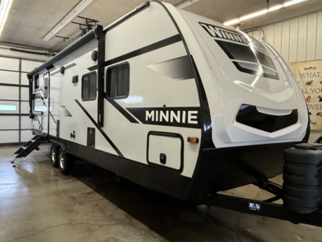 &lt;p&gt;&lt;span style=&quot;font-size: 14.0pt; font-family: Verdana; color: black; background: white;&quot;&gt;The model name does say &amp;ldquo;Minnie&amp;rdquo; but the Winnebago Minnie Travel Trailers are packed full of big features for all of your outdoor adventures.&amp;nbsp;&amp;nbsp;Coming in at&amp;nbsp;&lt;strong&gt;&lt;span style=&quot;color: #ff0000;&quot;&gt;under 6,800 pounds&lt;/span&gt;&lt;/strong&gt; for its dry weight, the 2801 Minnie&amp;nbsp; is a relatively lightweight travel trailer for its size.&amp;nbsp;&amp;nbsp;Don&amp;rsquo;t let the name fool you, the amount of space and storage in the 2630MLRK is huge!&amp;nbsp;&amp;nbsp;Featuring a &lt;strong&gt;&lt;span style=&quot;color: #ff0000;&quot;&gt;large pantry&lt;/span&gt;&lt;/strong&gt;, tons of kitchen cabinet space, TONS of counter space, and the front pass-through storage bay, you won&amp;rsquo;t have to worry about leaving anything behind with this travel trailer.&amp;nbsp;&amp;nbsp;&lt;/span&gt;&lt;span style=&quot;font-family: Verdana; font-size: 18.6667px;&quot;&gt;Don&#39;t feel like cooking inside?&amp;nbsp; Use the intuitively designed&amp;nbsp;&lt;/span&gt;&lt;span style=&quot;box-sizing: inherit; font-weight: bolder; font-family: Verdana; font-size: 18.6667px;&quot;&gt;&lt;span style=&quot;box-sizing: inherit; color: #ff0000;&quot;&gt;outdoor kitchen&lt;/span&gt;&lt;/span&gt;&lt;span style=&quot;font-family: Verdana; font-size: 18.6667px;&quot;&gt;&amp;nbsp;to cook and prepare your next meal!&amp;nbsp;&amp;nbsp;&lt;/span&gt;&lt;span style=&quot;font-size: 14pt; font-family: Verdana; background-image: initial; background-position: initial; background-size: initial; background-repeat: initial; background-attachment: initial; background-origin: initial; background-clip: initial;&quot;&gt;Built with a high level of quality that Winnebago is known for, the&amp;nbsp;NXG&amp;nbsp;engineered frame, dual&amp;nbsp;&lt;span style=&quot;color: #ff0000;&quot;&gt;&lt;strong&gt;Dexter axles with Easy Lube wheel bearings&lt;/strong&gt;&lt;/span&gt;, electric brakes, aluminum wheels and so much more, this unit is built to last.&amp;nbsp; Camp year round with the&amp;nbsp;&lt;/span&gt;&lt;strong&gt;&lt;span style=&quot;font-size: 14pt; font-family: Verdana; color: red; background-image: initial; background-position: initial; background-size: initial; background-repeat: initial; background-attachment: initial; background-origin: initial; background-clip: initial;&quot;&gt;Comfort Tech Package&lt;/span&gt;&lt;/strong&gt;&lt;span style=&quot;font-size: 14pt; font-family: Verdana; background-image: initial; background-position: initial; background-size: initial; background-repeat: initial; background-attachment: initial; background-origin: initial; background-clip: initial;&quot;&gt;&amp;nbsp;which includes an&amp;nbsp;&lt;/span&gt;&lt;strong&gt;&lt;span style=&quot;font-size: 14pt; font-family: Verdana; color: red; background-image: initial; background-position: initial; background-size: initial; background-repeat: initial; background-attachment: initial; background-origin: initial; background-clip: initial;&quot;&gt;enclosed and heated underbelly&lt;/span&gt;&lt;/strong&gt;&lt;span style=&quot;font-size: 14pt; font-family: Verdana; background-image: initial; background-position: initial; background-size: initial; background-repeat: initial; background-attachment: initial; background-origin: initial; background-clip: initial;&quot;&gt;, extreme weather radiant foil insulation, thick insulated block foam and&amp;nbsp;FilonMax&amp;nbsp;fiberglass sidewalls with&amp;nbsp;&lt;/span&gt;&lt;strong&gt;&lt;span style=&quot;font-size: 14pt; font-family: Verdana; color: red; background-image: initial; background-position: initial; background-size: initial; background-repeat: initial; background-attachment: initial; background-origin: initial; background-clip: initial;&quot;&gt;Azdel&lt;/span&gt;&lt;/strong&gt;&lt;span style=&quot;font-size: 14pt; font-family: Verdana; background-image: initial; background-position: initial; background-size: initial; background-repeat: initial; background-attachment: initial; background-origin: initial; background-clip: initial;&quot;&gt;&amp;nbsp;composite backing.&amp;nbsp;&amp;nbsp;The Minnie 2630MLRK makes the most out of every square inch with big features that push the limits of the conventional travel trailer, so if you are looking for a camper that checks all the boxes, you&amp;rsquo;ve found it.&lt;/span&gt;&lt;span style=&quot;font-size: 8.5pt; font-family: Verdana; background-image: initial; background-position: initial; background-size: initial; background-repeat: initial; background-attachment: initial; background-origin: initial; background-clip: initial;&quot;&gt;&amp;nbsp;&amp;nbsp;&lt;/span&gt;&lt;span style=&quot;font-size: 14pt; font-family: Verdana; background-image: initial; background-position: initial; background-size: initial; background-repeat: initial; background-attachment: initial; background-origin: initial; background-clip: initial;&quot;&gt;Stop in during our regular business hours to see this incredible travel trailer and be sure to call ahead for availability.&lt;/span&gt;&lt;span style=&quot;font-size: 8.5pt; font-family: Verdana; background-image: initial; background-position: initial; background-size: initial; background-repeat: initial; background-attachment: initial; background-origin: initial; background-clip: initial;&quot;&gt;&amp;nbsp;&amp;nbsp;&lt;/span&gt;&lt;span style=&quot;font-size: 14pt; font-family: Verdana; background-image: initial; background-position: initial; background-size: initial; background-repeat: initial; background-attachment: initial; background-origin: initial; background-clip: initial;&quot;&gt;Get yours now before they are gone!&lt;/span&gt;&lt;/p&gt;
&lt;p&gt;&amp;nbsp;&lt;/p&gt;
&lt;h3&gt;Features&lt;/h3&gt;
&lt;h4&gt;&lt;span style=&quot;color: #ff0000;&quot;&gt;Interior&lt;/span&gt;&lt;/h4&gt;
&lt;ul&gt;
&lt;li&gt;&lt;span style=&quot;color: #34393e; font-family: verdana, geneva, sans-serif; font-size: 16px;&quot;&gt;Full-overlay European style cabinetry&lt;/span&gt;&lt;/li&gt;
&lt;li&gt;&lt;span style=&quot;font-family: verdana, geneva, sans-serif; font-size: 16px;&quot;&gt;&lt;span style=&quot;box-sizing: border-box; color: #34393e;&quot;&gt;&amp;nbsp;&lt;/span&gt;&lt;/span&gt;&lt;/li&gt;
&lt;/ul&gt;
&lt;h4&gt;&lt;span style=&quot;color: #ff0000;&quot;&gt;Optional Equipment&lt;/span&gt;&lt;/h4&gt;
&lt;ul&gt;
&lt;li&gt;30 # LP Tanks&lt;/li&gt;
&lt;li&gt;Goodyear tires&amp;nbsp;&lt;/li&gt;
&lt;li&gt;&amp;nbsp;&lt;/li&gt;
&lt;/ul&gt;
&lt;h4&gt;&lt;span style=&quot;color: #ff0000;&quot;&gt;Galley&lt;/span&gt;&lt;/h4&gt;
&lt;ul&gt;
&lt;li style=&quot;box-sizing: border-box; color: #353535; font-family: BertholdGrotesk-Regular, Arial, Helvetica, sans-serif; font-size: 20px;&quot;&gt;&lt;span style=&quot;font-family: verdana, geneva, sans-serif; font-size: 16px;&quot;&gt;1.1 cubic ft. convection microwave&lt;/span&gt;&lt;/li&gt;
&lt;li style=&quot;box-sizing: border-box; color: #353535; font-family: BertholdGrotesk-Regular, Arial, Helvetica, sans-serif; font-size: 20px;&quot;&gt;&lt;span style=&quot;font-family: verdana, geneva, sans-serif; font-size: 16px;&quot;&gt;10.3 cubic ft. 12-volt refrigerator&lt;/span&gt;&lt;/li&gt;
&lt;li style=&quot;box-sizing: border-box; color: #353535; font-family: BertholdGrotesk-Regular, Arial, Helvetica, sans-serif; font-size: 20px;&quot;&gt;&lt;span style=&quot;font-family: verdana, geneva, sans-serif; font-size: 16px;&quot;&gt;Recessed 3 burner&amp;nbsp;cooktop&amp;nbsp;with&amp;nbsp;backlit&amp;nbsp;knobs and glass cover&lt;/span&gt;&lt;/li&gt;
&lt;li style=&quot;box-sizing: border-box; color: #353535; font-family: BertholdGrotesk-Regular, Arial, Helvetica, sans-serif; font-size: 20px;&quot;&gt;&lt;span style=&quot;font-family: verdana, geneva, sans-serif; font-size: 16px;&quot;&gt;Undermount&amp;nbsp;stainless steel dual bowl sink with cover&lt;/span&gt;&lt;/li&gt;
&lt;/ul&gt;
&lt;h4&gt;&lt;span style=&quot;color: #ff0000;&quot;&gt;Optional Equipment&lt;/span&gt;&lt;/h4&gt;
&lt;ul&gt;
&lt;li&gt;&lt;span style=&quot;color: #353535; font-family: verdana, geneva, sans-serif; font-size: 16px;&quot;&gt;10 cubic ft. gas/electric refrigerator&lt;/span&gt;&lt;/li&gt;
&lt;/ul&gt;
&lt;h4&gt;&lt;span style=&quot;color: #ff0000;&quot;&gt;Bath&lt;/span&gt;&lt;/h4&gt;
&lt;ul&gt;
&lt;li style=&quot;box-sizing: border-box; font-family: BertholdGrotesk-Regular, Arial, Helvetica, sans-serif; font-size: 20px; color: #353535;&quot;&gt;&lt;span style=&quot;font-family: verdana, geneva, sans-serif; font-size: 16px;&quot;&gt;Vanity mirror&lt;/span&gt;&lt;/li&gt;
&lt;li style=&quot;box-sizing: border-box; font-family: BertholdGrotesk-Regular, Arial, Helvetica, sans-serif; font-size: 20px; color: #353535;&quot;&gt;&lt;span style=&quot;font-family: verdana, geneva, sans-serif; font-size: 16px;&quot;&gt;Stainless steel sink with stainless steel faucet&lt;/span&gt;&lt;/li&gt;
&lt;li style=&quot;box-sizing: border-box; font-family: BertholdGrotesk-Regular, Arial, Helvetica, sans-serif; font-size: 20px; color: #353535;&quot;&gt;&lt;span style=&quot;font-family: verdana, geneva, sans-serif; font-size: 16px;&quot;&gt;Under-sink storage&lt;/span&gt;&lt;/li&gt;
&lt;li style=&quot;box-sizing: border-box; font-family: BertholdGrotesk-Regular, Arial, Helvetica, sans-serif; font-size: 20px; color: #353535;&quot;&gt;&lt;span style=&quot;font-family: verdana, geneva, sans-serif; font-size: 16px;&quot;&gt;Medicine cabinet&lt;/span&gt;&lt;/li&gt;
&lt;li style=&quot;box-sizing: border-box; font-family: BertholdGrotesk-Regular, Arial, Helvetica, sans-serif; font-size: 20px; color: #353535;&quot;&gt;&lt;span style=&quot;font-family: verdana, geneva, sans-serif; font-size: 16px;&quot;&gt;Towel rack&lt;/span&gt;&lt;/li&gt;
&lt;li style=&quot;box-sizing: border-box; font-family: BertholdGrotesk-Regular, Arial, Helvetica, sans-serif; font-size: 20px; color: #353535;&quot;&gt;&lt;span style=&quot;font-family: verdana, geneva, sans-serif; font-size: 16px;&quot;&gt;Full shower with skylight&lt;/span&gt;&lt;/li&gt;
&lt;li style=&quot;box-sizing: border-box; font-family: BertholdGrotesk-Regular, Arial, Helvetica, sans-serif; font-size: 20px; color: #353535;&quot;&gt;&lt;span style=&quot;font-family: verdana, geneva, sans-serif; font-size: 16px;&quot;&gt;Roof vent&lt;/span&gt;&lt;/li&gt;
&lt;/ul&gt;
&lt;h4&gt;&lt;span style=&quot;color: #ff0000;&quot;&gt;Bedroom&lt;/span&gt;&lt;/h4&gt;
&lt;ul&gt;
&lt;li style=&quot;box-sizing: border-box; color: #353535; font-family: BertholdGrotesk-Regular, Arial, Helvetica, sans-serif; font-size: 20px;&quot;&gt;&lt;span style=&quot;font-family: verdana, geneva, sans-serif; font-size: 16px;&quot;&gt;Versatile sleeping arrangements&lt;/span&gt;&lt;/li&gt;
&lt;/ul&gt;
&lt;p&gt;&amp;nbsp;&lt;/p&gt;
&lt;h4&gt;&lt;span style=&quot;color: #ff0000;&quot;&gt;Optional Equipment&lt;/span&gt;&lt;/h4&gt;
&lt;ul&gt;
&lt;li&gt;&lt;span style=&quot;color: #353535; font-family: verdana, geneva, sans-serif; font-size: 16px;&quot;&gt;24&quot; LED bedroom TV&lt;/span&gt;&lt;/li&gt;
&lt;/ul&gt;
&lt;h4&gt;&lt;span style=&quot;color: #ff0000;&quot;&gt;Exterior&lt;/span&gt;&lt;/h4&gt;
&lt;ul&gt;
&lt;li style=&quot;box-sizing: border-box; color: #353535; font-family: BertholdGrotesk-Regular, Arial, Helvetica, sans-serif; font-size: 20px;&quot;&gt;&lt;span style=&quot;font-family: verdana, geneva, sans-serif; font-size: 16px;&quot;&gt;NXG&amp;nbsp;engineered frame&lt;/span&gt;&lt;/li&gt;
&lt;li style=&quot;box-sizing: border-box; color: #353535; font-family: BertholdGrotesk-Regular, Arial, Helvetica, sans-serif; font-size: 20px;&quot;&gt;&lt;span style=&quot;font-family: verdana, geneva, sans-serif; font-size: 16px;&quot;&gt;1.5&quot; thick&amp;nbsp;FILON&lt;span style=&quot;box-sizing: border-box; line-height: 0; position: relative; vertical-align: baseline; top: -0.5em;&quot;&gt;&amp;reg;&lt;/span&gt;&amp;nbsp;MAX fiberglass sidewalls with&amp;nbsp;Azdel&amp;nbsp;Onboard&lt;span style=&quot;box-sizing: border-box; line-height: 0; position: relative; vertical-align: baseline; top: -0.5em;&quot;&gt;&amp;reg;&lt;/span&gt;&amp;nbsp;composite panels&lt;/span&gt;&lt;/li&gt;
&lt;li style=&quot;box-sizing: border-box; color: #353535; font-family: BertholdGrotesk-Regular, Arial, Helvetica, sans-serif; font-size: 20px;&quot;&gt;&lt;span style=&quot;font-family: verdana, geneva, sans-serif; font-size: 16px;&quot;&gt;Goodyear&lt;span style=&quot;box-sizing: border-box; line-height: 0; position: relative; vertical-align: baseline; top: -0.5em;&quot;&gt;&amp;reg;&lt;/span&gt;&amp;nbsp;Endurance 15&quot; tires&lt;/span&gt;&lt;/li&gt;
&lt;li style=&quot;box-sizing: border-box; color: #353535; font-family: BertholdGrotesk-Regular, Arial, Helvetica, sans-serif; font-size: 20px;&quot;&gt;&lt;span style=&quot;font-family: verdana, geneva, sans-serif; font-size: 16px;&quot;&gt;Aluminum wheel assemblies&lt;/span&gt;&lt;/li&gt;
&lt;li style=&quot;box-sizing: border-box; color: #353535; font-family: BertholdGrotesk-Regular, Arial, Helvetica, sans-serif; font-size: 20px;&quot;&gt;&lt;span style=&quot;font-family: verdana, geneva, sans-serif; font-size: 16px;&quot;&gt;EZ lube axles&lt;/span&gt;&lt;/li&gt;
&lt;li style=&quot;box-sizing: border-box; color: #353535; font-family: BertholdGrotesk-Regular, Arial, Helvetica, sans-serif; font-size: 20px;&quot;&gt;&lt;span style=&quot;font-family: verdana, geneva, sans-serif; font-size: 16px;&quot;&gt;Powered patio awning with LED lighting&lt;/span&gt;&lt;/li&gt;
&lt;li style=&quot;box-sizing: border-box; color: #353535; font-family: BertholdGrotesk-Regular, Arial, Helvetica, sans-serif; font-size: 20px;&quot;&gt;&lt;span style=&quot;font-family: verdana, geneva, sans-serif; font-size: 16px;&quot;&gt;All LED lighting with reverse lights integrated into brake lights&lt;/span&gt;&lt;/li&gt;
&lt;li style=&quot;box-sizing: border-box; color: #353535; font-family: BertholdGrotesk-Regular, Arial, Helvetica, sans-serif; font-size: 20px;&quot;&gt;&lt;span style=&quot;font-family: verdana, geneva, sans-serif; font-size: 16px;&quot;&gt;Power tongue jack&lt;/span&gt;&lt;/li&gt;
&lt;li style=&quot;box-sizing: border-box; color: #353535; font-family: BertholdGrotesk-Regular, Arial, Helvetica, sans-serif; font-size: 20px;&quot;&gt;&lt;span style=&quot;font-family: verdana, geneva, sans-serif; font-size: 16px;&quot;&gt;Power stabilization jacks&lt;/span&gt;&lt;/li&gt;
&lt;li style=&quot;box-sizing: border-box; color: #353535; font-family: BertholdGrotesk-Regular, Arial, Helvetica, sans-serif; font-size: 20px;&quot;&gt;&lt;span style=&quot;font-family: verdana, geneva, sans-serif; font-size: 16px;&quot;&gt;Fully enclosed underbelly and tanks with radiant foil insulation&lt;/span&gt;&lt;/li&gt;
&lt;li style=&quot;box-sizing: border-box; color: #353535; font-family: BertholdGrotesk-Regular, Arial, Helvetica, sans-serif; font-size: 20px;&quot;&gt;&lt;span style=&quot;font-family: verdana, geneva, sans-serif; font-size: 16px;&quot;&gt;12-volt tank pad heaters with interior switch&lt;/span&gt;&lt;/li&gt;
&lt;li style=&quot;box-sizing: border-box; color: #353535; font-family: BertholdGrotesk-Regular, Arial, Helvetica, sans-serif; font-size: 20px;&quot;&gt;&lt;span style=&quot;font-family: verdana, geneva, sans-serif; font-size: 16px;&quot;&gt;One-piece&amp;nbsp;TPO&amp;nbsp;roof membrane&lt;/span&gt;&lt;/li&gt;
&lt;li style=&quot;box-sizing: border-box; color: #353535; font-family: BertholdGrotesk-Regular, Arial, Helvetica, sans-serif; font-size: 20px;&quot;&gt;&lt;span style=&quot;font-family: verdana, geneva, sans-serif; font-size: 16px;&quot;&gt;Roof ladder&lt;/span&gt;&lt;/li&gt;
&lt;li style=&quot;box-sizing: border-box; color: #353535; font-family: BertholdGrotesk-Regular, Arial, Helvetica, sans-serif; font-size: 20px;&quot;&gt;&lt;span style=&quot;font-family: verdana, geneva, sans-serif; font-size: 16px;&quot;&gt;Fully&amp;nbsp;walkable&amp;nbsp;roof&lt;/span&gt;&lt;/li&gt;
&lt;li style=&quot;box-sizing: border-box; color: #353535; font-family: BertholdGrotesk-Regular, Arial, Helvetica, sans-serif; font-size: 20px;&quot;&gt;&lt;span style=&quot;font-family: verdana, geneva, sans-serif; font-size: 16px;&quot;&gt;Gel-coat fiberglass front cap&lt;/span&gt;&lt;/li&gt;
&lt;li style=&quot;box-sizing: border-box; color: #353535; font-family: BertholdGrotesk-Regular, Arial, Helvetica, sans-serif; font-size: 20px;&quot;&gt;&lt;span style=&quot;font-family: verdana, geneva, sans-serif; font-size: 16px;&quot;&gt;2&quot; accessory receiver&lt;/span&gt;&lt;/li&gt;
&lt;li style=&quot;box-sizing: border-box; color: #353535; font-family: BertholdGrotesk-Regular, Arial, Helvetica, sans-serif; font-size: 20px;&quot;&gt;&lt;span style=&quot;font-family: verdana, geneva, sans-serif; font-size: 16px;&quot;&gt;7-way plug holder&lt;/span&gt;&lt;/li&gt;
&lt;li style=&quot;box-sizing: border-box; color: #353535; font-family: BertholdGrotesk-Regular, Arial, Helvetica, sans-serif; font-size: 20px;&quot;&gt;&lt;span style=&quot;font-family: verdana, geneva, sans-serif; font-size: 16px;&quot;&gt;Campside&amp;nbsp;spray port&lt;/span&gt;&lt;/li&gt;
&lt;li style=&quot;box-sizing: border-box; color: #353535; font-family: BertholdGrotesk-Regular, Arial, Helvetica, sans-serif; font-size: 20px;&quot;&gt;&lt;span style=&quot;font-family: verdana, geneva, sans-serif; font-size: 16px;&quot;&gt;JBL&amp;nbsp;premium sound exterior speakers&lt;/span&gt;&lt;/li&gt;
&lt;li style=&quot;box-sizing: border-box; color: #353535; font-family: BertholdGrotesk-Regular, Arial, Helvetica, sans-serif; font-size: 20px;&quot;&gt;&lt;span style=&quot;font-family: verdana, geneva, sans-serif; font-size: 16px;&quot;&gt;Rearview&amp;nbsp;backup camera prep&lt;/span&gt;&lt;/li&gt;
&lt;li style=&quot;box-sizing: border-box; color: #353535; font-family: BertholdGrotesk-Regular, Arial, Helvetica, sans-serif; font-size: 20px;&quot;&gt;&lt;span style=&quot;font-family: verdana, geneva, sans-serif; font-size: 16px;&quot;&gt;Outdoor griddle cook top (Only applicable on 2301BHS, 2801BHs, 2630MLRK)&lt;/span&gt;&lt;/li&gt;
&lt;/ul&gt;
&lt;h4&gt;&lt;span style=&quot;color: #ff0000;&quot;&gt;Heating &amp;amp; Cooling System&lt;/span&gt;&lt;/h4&gt;
&lt;ul&gt;
&lt;li style=&quot;box-sizing: border-box; color: #353535; font-family: BertholdGrotesk-Regular, Arial, Helvetica, sans-serif; font-size: 20px;&quot;&gt;&lt;span style=&quot;font-family: verdana, geneva, sans-serif; font-size: 16px;&quot;&gt;15,000 BTU ducted roof A/C&lt;/span&gt;&lt;/li&gt;
&lt;li style=&quot;box-sizing: border-box; color: #353535; font-family: BertholdGrotesk-Regular, Arial, Helvetica, sans-serif; font-size: 20px;&quot;&gt;&lt;span style=&quot;font-family: verdana, geneva, sans-serif; font-size: 16px;&quot;&gt;50 Amp Electric &amp;nbsp;with 2nd A/C prep&lt;/span&gt;&lt;/li&gt;
&lt;li style=&quot;box-sizing: border-box; color: #353535; font-family: BertholdGrotesk-Regular, Arial, Helvetica, sans-serif; font-size: 20px;&quot;&gt;&lt;span style=&quot;font-family: verdana, geneva, sans-serif; font-size: 16px;&quot;&gt;20 lb. LP Tanks&lt;/span&gt;&lt;/li&gt;
&lt;/ul&gt;
&lt;h4&gt;&lt;span style=&quot;color: #ff0000;&quot;&gt;Optional Equipment&lt;/span&gt;&lt;/h4&gt;
&lt;ul&gt;
&lt;li style=&quot;box-sizing: border-box; color: #353535; font-family: BertholdGrotesk-Regular, Arial, Helvetica, sans-serif; font-size: 20px;&quot;&gt;&lt;span style=&quot;font-family: verdana, geneva, sans-serif; font-size: 16px;&quot;&gt;30 lb. LP tanks&lt;/span&gt;&lt;/li&gt;
&lt;/ul&gt;
&lt;h4&gt;&lt;span style=&quot;color: #ff0000;&quot;&gt;Electrical System&lt;/span&gt;&lt;/h4&gt;
&lt;ul&gt;
&lt;li style=&quot;box-sizing: border-box; color: #34393e; font-family: BertholdGrotesk-Regular, Arial, Helvetica, sans-serif; font-size: 20px;&quot;&gt;&lt;span style=&quot;font-family: verdana, geneva, sans-serif; font-size: 16px;&quot;&gt;200-watt solar panel with 30-amp charge controller&lt;/span&gt;&lt;/li&gt;
&lt;li style=&quot;box-sizing: border-box; color: #34393e; font-family: BertholdGrotesk-Regular, Arial, Helvetica, sans-serif; font-size: 20px;&quot;&gt;&lt;span style=&quot;font-family: verdana, geneva, sans-serif; font-size: 16px;&quot;&gt;Side mount solar prep for additional panel&lt;/span&gt;&lt;/li&gt;
&lt;li style=&quot;box-sizing: border-box; color: #34393e; font-family: BertholdGrotesk-Regular, Arial, Helvetica, sans-serif; font-size: 20px;&quot;&gt;&lt;span style=&quot;font-family: verdana, geneva, sans-serif; font-size: 16px;&quot;&gt;Winnebago all-in-one control panel&lt;/span&gt;&lt;/li&gt;
&lt;li style=&quot;box-sizing: border-box; color: #34393e; font-family: BertholdGrotesk-Regular, Arial, Helvetica, sans-serif; font-size: 20px;&quot;&gt;&lt;span style=&quot;font-family: verdana, geneva, sans-serif; font-size: 16px;&quot;&gt;12-volt tank pad heaters&lt;/span&gt;&lt;/li&gt;
&lt;li style=&quot;box-sizing: border-box; color: #34393e; font-family: BertholdGrotesk-Regular, Arial, Helvetica, sans-serif; font-size: 20px;&quot;&gt;&lt;span style=&quot;font-family: verdana, geneva, sans-serif; font-size: 16px;&quot;&gt;USB/&amp;nbsp;USBC&amp;nbsp;charge ports&lt;/span&gt;&lt;/li&gt;
&lt;li style=&quot;box-sizing: border-box; color: #34393e; font-family: BertholdGrotesk-Regular, Arial, Helvetica, sans-serif; font-size: 20px;&quot;&gt;&lt;span style=&quot;font-family: verdana, geneva, sans-serif; font-size: 16px;&quot;&gt;Smart TV&lt;/span&gt;&lt;/li&gt;
&lt;li style=&quot;box-sizing: border-box; color: #34393e; font-family: BertholdGrotesk-Regular, Arial, Helvetica, sans-serif; font-size: 20px;&quot;&gt;&lt;span style=&quot;font-family: verdana, geneva, sans-serif; font-size: 16px;&quot;&gt;Wi-Fi Prep integrated into King&lt;span style=&quot;box-sizing: border-box; line-height: 0; position: relative; vertical-align: baseline; top: -0.5em;&quot;&gt;&amp;reg;&lt;/span&gt;&amp;nbsp;Omni&amp;nbsp;Antenna&lt;/span&gt;&lt;/li&gt;
&lt;li style=&quot;box-sizing: border-box; color: #34393e; font-family: BertholdGrotesk-Regular, Arial, Helvetica, sans-serif; font-size: 20px;&quot;&gt;&lt;span style=&quot;font-family: verdana, geneva, sans-serif; font-size: 16px;&quot;&gt;Wireless&amp;nbsp;cellphone&amp;nbsp;charger&lt;/span&gt;&lt;/li&gt;
&lt;li style=&quot;box-sizing: border-box; color: #34393e; font-family: BertholdGrotesk-Regular, Arial, Helvetica, sans-serif; font-size: 20px;&quot;&gt;&lt;span style=&quot;font-family: verdana, geneva, sans-serif; font-size: 16px;&quot;&gt;Tire Pressure Monitoring System Prep&lt;/span&gt;&lt;/li&gt;
&lt;/ul&gt;
&lt;h4&gt;&lt;span style=&quot;color: #ff0000;&quot;&gt;Plumbing System&lt;/span&gt;&lt;/h4&gt;
&lt;ul&gt;
&lt;li&gt;&lt;span style=&quot;color: #353535; font-family: verdana, geneva, sans-serif; font-size: 16px;&quot;&gt;6-gallon gas/electric/DSI&amp;nbsp;water heater&lt;/span&gt;&lt;/li&gt;
&lt;li&gt;&lt;span style=&quot;color: #353535; font-family: verdana, geneva, sans-serif; font-size: 16px;&quot;&gt;1.5&quot; freshwater drain&lt;/span&gt;&lt;/li&gt;
&lt;li&gt;&lt;span style=&quot;color: #353535; font-family: verdana, geneva, sans-serif; font-size: 16px;&quot;&gt;60-gallon freshwater tank&lt;/span&gt;&lt;/li&gt;
&lt;li&gt;&lt;span style=&quot;color: #353535; font-family: verdana, geneva, sans-serif; font-size: 16px;&quot;&gt;&amp;nbsp;49-gallon black tank&lt;/span&gt;&lt;/li&gt;
&lt;li&gt;&lt;span style=&quot;color: #353535; font-family: verdana, geneva, sans-serif; font-size: 16px;&quot;&gt;&amp;nbsp;49- gallon gray tank 1&lt;/span&gt;&lt;/li&gt;
&lt;li&gt;&amp;nbsp;&lt;/li&gt;
&lt;/ul&gt;
&lt;h4&gt;&lt;span style=&quot;color: #ff0000;&quot;&gt;Warranty&lt;/span&gt;&lt;/h4&gt;
&lt;ul&gt;
&lt;li&gt;&lt;span style=&quot;color: #353535; font-family: verdana, geneva, sans-serif; font-size: 16px;&quot;&gt;See your dealer for complete warranty information.&lt;/span&gt;&lt;/li&gt;
&lt;/ul&gt;
&lt;h4&gt;&lt;span style=&quot;color: #ff0000;&quot;&gt;Packages&lt;/span&gt;&lt;/h4&gt;
&lt;p&gt;&lt;img style=&quot;width: 700px; height: 317px;&quot; src=&quot;https://www.winnebago.com/Files/Images/Winnebago/Products/2021/_Comfort%20Tech%20Package.png&quot; alt=&quot;&quot; /&gt;&lt;/p&gt;
&lt;p&gt;&lt;img style=&quot;width: 700px; height: 317px;&quot; src=&quot;https://www.winnebago.com/Files/Images/Winnebago/Products/2021/_Explorer%20Package.png&quot; alt=&quot;&quot; /&gt;&lt;/p&gt;