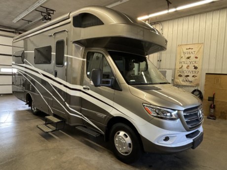 &lt;p&gt;&lt;span style=&quot;font-size: 14.0pt; font-family: Verdana; color: black;&quot;&gt;Travel across the US in the luxurious and elegantly designed&amp;nbsp;&lt;/span&gt;&lt;strong&gt;&lt;span style=&quot;font-size: 14.0pt; font-family: Verdana; color: red;&quot;&gt;Winnebago View 24J&lt;/span&gt;&lt;/strong&gt;&lt;span style=&quot;font-size: 14.0pt; font-family: Verdana; color: black;&quot;&gt;.&amp;nbsp; The Winnebago View is built on the powerful, reliable, and efficient&amp;nbsp;&lt;/span&gt;&lt;strong&gt;&lt;span style=&quot;font-size: 14.0pt; font-family: Verdana; color: red;&quot;&gt;Mercedes-Benz Sprinter 3500&lt;/span&gt;&lt;/strong&gt;&lt;span style=&quot;font-size: 14.0pt; font-family: Verdana; color: black;&quot;&gt;&amp;nbsp;chassis powered by a 3L V6 Turbo Diesel engine and 7-Speed automatic transmission.&amp;nbsp; Equipped with state of the art&amp;nbsp;&lt;/span&gt;&lt;strong&gt;&lt;span style=&quot;font-size: 14.0pt; font-family: Verdana; color: red;&quot;&gt;advanced safety&amp;nbsp;features&lt;/span&gt;&lt;/strong&gt;&lt;span style=&quot;font-size: 14.0pt; font-family: Verdana; color: black;&quot;&gt;&amp;nbsp;like Adaptive cruise control, active lane keeping assist, active braking assist, rain sensing windshield wipers, cross wind assist, and so much more, driving the Winnebago View is almost effortless.&amp;nbsp; More than capable of cruising through the mountains and nimble enough to get around urban areas, the View is your go-to Class C for all your&amp;nbsp;&lt;span class=&quot;&quot;&gt;&lt;span style=&quot;border: none windowtext 1.0pt; mso-border-alt: none windowtext 0in; padding: 0in;&quot;&gt;RV&#39;ing&lt;/span&gt;&lt;/span&gt;&amp;nbsp;needs.&amp;nbsp;&lt;/span&gt;&lt;/p&gt;
&lt;p&gt;&lt;span style=&quot;font-size: 14.0pt; font-family: Verdana;&quot;&gt;Dry camp&lt;/span&gt;&amp;nbsp;&lt;span style=&quot;font-size: 14.0pt; font-family: Verdana;&quot;&gt;in the wilderness with the on board&amp;nbsp;&lt;strong&gt;&lt;span style=&quot;font-family: Verdana; color: red;&quot;&gt;3200 watt&amp;nbsp;Cummins&amp;nbsp;Onan&lt;/span&gt;&lt;/strong&gt;&amp;nbsp;diesel generator, factory standard 200 watts of solar, a 2,000 watt pure sine wave inverter, all while not being plugged in at the camp ground.&amp;nbsp; If you&#39;d rather kick it at the camp ground, just drive to your spot, use your&amp;nbsp;&lt;strong&gt;&lt;span style=&quot;font-family: Verdana; color: red;&quot;&gt;Equalizer automatic hydraulic leveling jacks&lt;/span&gt;&lt;/strong&gt;&amp;nbsp;to level the coach, let out the&amp;nbsp;&lt;strong&gt;&lt;span style=&quot;font-family: Verdana; color: red;&quot;&gt;full wall slide&lt;/span&gt;&lt;/strong&gt;, plug into shore power, and start relaxing!&amp;nbsp; Hangout outside under the large&amp;nbsp;&lt;strong&gt;&lt;span style=&quot;font-family: Verdana; color: red;&quot;&gt;16 foot power awning&lt;/span&gt;&lt;/strong&gt;, hook up your grill to the outside&amp;nbsp;&lt;strong&gt;&lt;span style=&quot;font-family: Verdana; color: red;&quot;&gt;LP&amp;nbsp;QuickPort&lt;/span&gt;&lt;/strong&gt;, and enjoy the great outdoors!&amp;nbsp; When its time to turn in, turn on your&amp;nbsp;&lt;strong&gt;&lt;span style=&quot;font-family: Verdana; color: red;&quot;&gt;15K BTU A/C&lt;/span&gt;&lt;/strong&gt;&amp;nbsp;to cool things down and choose between the 50&amp;rdquo;X79&amp;rdquo; bed, large U-shaped dinette, or the huge over the cab bunk!&amp;nbsp; There&#39;s a reason the View is the go-to Class C for many&amp;nbsp;&lt;span class=&quot;&quot;&gt;&lt;span style=&quot;color: black; border: none windowtext 1.0pt; mso-border-alt: none windowtext 0in; padding: 0in;&quot;&gt;RV&#39;ers&lt;/span&gt;&lt;/span&gt;.&amp;nbsp; Stop in to see one today and take it for a test drive.&amp;nbsp; Get yours before they are gone!&amp;nbsp; Call ahead for availability.&lt;/span&gt;&lt;/p&gt;
&lt;h3&gt;Features&lt;/h3&gt;
&lt;h4&gt;&lt;span style=&quot;color: #ff0000;&quot;&gt;Chassis&lt;/span&gt;&lt;/h4&gt;
&lt;ul&gt;
&lt;li dir=&quot;ltr&quot; style=&quot;line-height: 1.38; background-color: #ffffff;&quot;&gt;&lt;span style=&quot;font-size: 16px;&quot;&gt;&lt;span style=&quot;font-family: Verdana; color: #34393e; background-color: transparent; font-weight: 400; font-style: normal; font-variant: normal; text-decoration: none; vertical-align: baseline; white-space: pre-wrap;&quot;&gt;Mercedes-Benz&lt;/span&gt;&lt;span style=&quot;font-family: Verdana; color: #3d3d3d; background-color: transparent; font-weight: 400; font-style: normal; font-variant: normal; text-decoration: none; vertical-align: baseline; white-space: pre-wrap;&quot;&gt;&amp;reg;&lt;/span&gt;&lt;span style=&quot;font-family: Verdana; color: #34393e; background-color: transparent; font-weight: 400; font-style: normal; font-variant: normal; text-decoration: none; vertical-align: baseline; white-space: pre-wrap;&quot;&gt; Sprinter Chassis&lt;/span&gt;&lt;/span&gt;&lt;/li&gt;
&lt;li dir=&quot;ltr&quot; style=&quot;line-height: 1.38; background-color: #ffffff;&quot;&gt;&lt;span style=&quot;font-size: 16px; font-family: Verdana; color: #34393e; background-color: transparent; font-weight: 400; font-style: normal; font-variant: normal; text-decoration: none; vertical-align: baseline; white-space: pre-wrap;&quot;&gt;3.0 L 6-cylinder, 188-hp, turbo-diesel engine 7G -Tronic automatic transmission, 220-amp. alternator&lt;/span&gt;&lt;/li&gt;
&lt;li dir=&quot;ltr&quot; style=&quot;line-height: 1.38; background-color: #ffffff;&quot;&gt;&lt;span style=&quot;font-size: 16px; font-family: Verdana; color: #34393e; background-color: transparent; font-weight: 400; font-style: normal; font-variant: normal; text-decoration: none; vertical-align: baseline; white-space: pre-wrap;&quot;&gt;Adaptive ESP technology&lt;/span&gt;&lt;/li&gt;
&lt;li dir=&quot;ltr&quot; style=&quot;line-height: 1.38; background-color: #ffffff;&quot;&gt;&lt;span style=&quot;font-size: 16px; font-family: Verdana; color: #34393e; background-color: transparent; font-weight: 400; font-style: normal; font-variant: normal; text-decoration: none; vertical-align: baseline; white-space: pre-wrap;&quot;&gt;Hydraulic brakes w/ABS&lt;/span&gt;&lt;/li&gt;
&lt;li dir=&quot;ltr&quot; style=&quot;line-height: 1.38; background-color: #ffffff;&quot;&gt;&lt;span style=&quot;font-size: 16px;&quot;&gt;&lt;span style=&quot;font-family: Verdana; color: #34393e; background-color: transparent; font-weight: 400; font-style: normal; font-variant: normal; text-decoration: none; vertical-align: baseline; white-space: pre-wrap;&quot;&gt;Trailer Hitch&lt;/span&gt;&lt;span style=&quot;font-family: Verdana; color: #3d3d3d; background-color: transparent; font-weight: 400; font-style: normal; font-variant: normal; text-decoration: none; vertical-align: baseline; white-space: pre-wrap;&quot;&gt;6&lt;/span&gt;&lt;span style=&quot;font-family: Verdana; color: #34393e; background-color: transparent; font-weight: 400; font-style: normal; font-variant: normal; text-decoration: none; vertical-align: baseline; white-space: pre-wrap;&quot;&gt; 5,000-lb. drawbar/500-lb. maximum vertical tongue weight w/7-pin connector&lt;/span&gt;&lt;/span&gt;&lt;/li&gt;
&lt;li dir=&quot;ltr&quot; style=&quot;line-height: 1.38; background-color: #ffffff;&quot;&gt;&lt;span style=&quot;font-size: 16px; font-family: Verdana; color: #34393e; background-color: transparent; font-weight: 400; font-style: normal; font-variant: normal; text-decoration: none; vertical-align: baseline; white-space: pre-wrap;&quot;&gt;Stylized aluminum wheels&lt;/span&gt;&lt;span id=&quot;docs-internal-guid-d6d51092-7fff-342d-51a5-24a0e5d54715&quot; style=&quot;font-size: 16px;&quot;&gt;&lt;/span&gt;&lt;/li&gt;
&lt;li dir=&quot;ltr&quot; style=&quot;line-height: 1.38; background-color: #ffffff;&quot;&gt;&lt;span style=&quot;font-size: 16px; font-family: Verdana; color: #34393e; background-color: transparent; font-weight: 400; font-style: normal; font-variant: normal; text-decoration: none; vertical-align: baseline; white-space: pre-wrap;&quot;&gt;Spare tire&lt;/span&gt;&lt;/li&gt;
&lt;/ul&gt;
&lt;h4&gt;&lt;span style=&quot;color: #ff0000;&quot;&gt;Optional Equipment&lt;/span&gt;&lt;/h4&gt;
&lt;ul&gt;
&lt;li&gt;&lt;span id=&quot;docs-internal-guid-a08d5db5-7fff-1936-3f36-a6202e06f3c9&quot; style=&quot;font-size: 16px;&quot;&gt;&lt;span style=&quot;font-family: Verdana; color: #34393e; background-color: transparent; font-variant-numeric: normal; font-variant-east-asian: normal; font-variant-alternates: normal; vertical-align: baseline; white-space: pre-wrap;&quot;&gt;Hydraulic leveling jacks w/automatic controls (front and rear)&lt;/span&gt;&lt;/span&gt;&lt;/li&gt;
&lt;/ul&gt;
&lt;h4&gt;&lt;span style=&quot;color: #ff0000;&quot;&gt;Cab Conveniences&lt;/span&gt;&lt;/h4&gt;
&lt;ul&gt;
&lt;li&gt;&lt;span id=&quot;docs-internal-guid-3bcf1c95-7fff-6741-ea98-49e539757854&quot; style=&quot;font-size: 16px;&quot;&gt;&lt;span style=&quot;font-family: Verdana; color: #34393e; background-color: transparent; font-variant-numeric: normal; font-variant-east-asian: normal; font-variant-alternates: normal; vertical-align: baseline; white-space: pre-wrap;&quot;&gt;MBUX&lt;/span&gt;&lt;span style=&quot;font-family: Verdana; color: #3d3d3d; background-color: transparent; font-variant-numeric: normal; font-variant-east-asian: normal; font-variant-alternates: normal; vertical-align: baseline; white-space: pre-wrap;&quot;&gt;&amp;reg;&lt;/span&gt;&lt;span style=&quot;font-family: Verdana; color: #34393e; background-color: transparent; font-variant-numeric: normal; font-variant-east-asian: normal; font-variant-alternates: normal; vertical-align: baseline; white-space: pre-wrap;&quot;&gt; Touchscreen Multimedia Infotainment Center with Navigation, WiFi hotspot, Intelligent Voice Control and Rear Color Camera&lt;/span&gt;&lt;/span&gt;&lt;/li&gt;
&lt;li&gt;&lt;span id=&quot;docs-internal-guid-3bcf1c95-7fff-6741-ea98-49e539757854&quot; style=&quot;font-size: 16px;&quot;&gt;&lt;span style=&quot;font-family: Verdana; color: #34393e; background-color: transparent; font-variant-numeric: normal; font-variant-east-asian: normal; font-variant-alternates: normal; vertical-align: baseline; white-space: pre-wrap;&quot;&gt;Airbags driver, passenger, side and curtain&lt;/span&gt;&lt;/span&gt;&lt;/li&gt;
&lt;li&gt;&lt;span id=&quot;docs-internal-guid-3bcf1c95-7fff-6741-ea98-49e539757854&quot; style=&quot;font-size: 16px;&quot;&gt;&lt;span style=&quot;font-family: Verdana; color: #34393e; background-color: transparent; font-variant-numeric: normal; font-variant-east-asian: normal; font-variant-alternates: normal; vertical-align: baseline; white-space: pre-wrap;&quot;&gt;Heated power control cab seats &amp;mdash; armrest, adjustable lumbar support, headrest, recline, slide, and manual swivel&lt;/span&gt;&lt;/span&gt;&lt;/li&gt;
&lt;li&gt;&lt;span id=&quot;docs-internal-guid-3bcf1c95-7fff-6741-ea98-49e539757854&quot; style=&quot;font-size: 16px;&quot;&gt;&lt;span style=&quot;font-family: Verdana; color: #34393e; background-color: transparent; font-variant-numeric: normal; font-variant-east-asian: normal; font-variant-alternates: normal; vertical-align: baseline; white-space: pre-wrap;&quot;&gt;3-point seat belts&lt;/span&gt;&lt;/span&gt;&lt;/li&gt;
&lt;li&gt;&lt;span id=&quot;docs-internal-guid-3bcf1c95-7fff-6741-ea98-49e539757854&quot; style=&quot;font-size: 16px;&quot;&gt;&lt;span style=&quot;font-family: Verdana; color: #34393e; background-color: transparent; font-variant-numeric: normal; font-variant-east-asian: normal; font-variant-alternates: normal; vertical-align: baseline; white-space: pre-wrap;&quot;&gt;Climate control&lt;/span&gt;&lt;/span&gt;&lt;/li&gt;
&lt;li&gt;&lt;span id=&quot;docs-internal-guid-3bcf1c95-7fff-6741-ea98-49e539757854&quot; style=&quot;font-size: 16px;&quot;&gt;&lt;span style=&quot;font-family: Verdana; color: #34393e; background-color: transparent; font-variant-numeric: normal; font-variant-east-asian: normal; font-variant-alternates: normal; vertical-align: baseline; white-space: pre-wrap;&quot;&gt;Leather-wrapped steering wheel&lt;/span&gt;&lt;/span&gt;&lt;/li&gt;
&lt;li&gt;&lt;span id=&quot;docs-internal-guid-3bcf1c95-7fff-6741-ea98-49e539757854&quot; style=&quot;font-size: 16px;&quot;&gt;&lt;span style=&quot;font-family: Verdana; color: #34393e; background-color: transparent; font-variant-numeric: normal; font-variant-east-asian: normal; font-variant-alternates: normal; vertical-align: baseline; white-space: pre-wrap;&quot;&gt;Power door locks w/remote&lt;/span&gt;&lt;/span&gt;&lt;/li&gt;
&lt;li&gt;&lt;span id=&quot;docs-internal-guid-3bcf1c95-7fff-6741-ea98-49e539757854&quot; style=&quot;font-size: 16px;&quot;&gt;&lt;span style=&quot;font-family: Verdana; color: #34393e; background-color: transparent; font-variant-numeric: normal; font-variant-east-asian: normal; font-variant-alternates: normal; vertical-align: baseline; white-space: pre-wrap;&quot;&gt;Power windows&lt;/span&gt;&lt;/span&gt;&lt;/li&gt;
&lt;li&gt;&lt;span id=&quot;docs-internal-guid-3bcf1c95-7fff-6741-ea98-49e539757854&quot; style=&quot;font-size: 16px;&quot;&gt;&lt;span style=&quot;font-family: Verdana; color: #34393e; background-color: transparent; font-variant-numeric: normal; font-variant-east-asian: normal; font-variant-alternates: normal; vertical-align: baseline; white-space: pre-wrap;&quot;&gt;Power mirrors w/defrost and turn signals&lt;/span&gt;&lt;/span&gt;&lt;/li&gt;
&lt;li&gt;&lt;span id=&quot;docs-internal-guid-3bcf1c95-7fff-6741-ea98-49e539757854&quot; style=&quot;font-size: 16px;&quot;&gt;&lt;span style=&quot;font-family: Verdana; color: #34393e; background-color: transparent; font-variant-numeric: normal; font-variant-east-asian: normal; font-variant-alternates: normal; vertical-align: baseline; white-space: pre-wrap;&quot;&gt;Cruise control&lt;/span&gt;&lt;/span&gt;&lt;/li&gt;
&lt;li&gt;&lt;span id=&quot;docs-internal-guid-3bcf1c95-7fff-6741-ea98-49e539757854&quot; style=&quot;font-size: 16px;&quot;&gt;&lt;span style=&quot;font-family: Verdana; color: #34393e; background-color: transparent; font-variant-numeric: normal; font-variant-east-asian: normal; font-variant-alternates: normal; vertical-align: baseline; white-space: pre-wrap;&quot;&gt;Active lane keeping assist&lt;/span&gt;&lt;/span&gt;&lt;/li&gt;
&lt;li&gt;&lt;span id=&quot;docs-internal-guid-3bcf1c95-7fff-6741-ea98-49e539757854&quot; style=&quot;font-size: 16px;&quot;&gt;&lt;span style=&quot;font-family: Verdana; color: #34393e; background-color: transparent; font-variant-numeric: normal; font-variant-east-asian: normal; font-variant-alternates: normal; vertical-align: baseline; white-space: pre-wrap;&quot;&gt;Active braking assist&lt;/span&gt;&lt;/span&gt;&lt;/li&gt;
&lt;li&gt;&lt;span id=&quot;docs-internal-guid-3bcf1c95-7fff-6741-ea98-49e539757854&quot; style=&quot;font-size: 16px;&quot;&gt;&lt;span style=&quot;font-family: Verdana; color: #34393e; background-color: transparent; font-variant-numeric: normal; font-variant-east-asian: normal; font-variant-alternates: normal; vertical-align: baseline; white-space: pre-wrap;&quot;&gt;Rain sensor w/integrated wet wiper system&lt;/span&gt;&lt;/span&gt;&lt;/li&gt;
&lt;li&gt;&lt;span id=&quot;docs-internal-guid-3bcf1c95-7fff-6741-ea98-49e539757854&quot; style=&quot;font-size: 16px;&quot;&gt;&lt;span style=&quot;font-family: Verdana; color: #34393e; background-color: transparent; font-variant-numeric: normal; font-variant-east-asian: normal; font-variant-alternates: normal; vertical-align: baseline; white-space: pre-wrap;&quot;&gt;Power assist steering w/tilt wheel&lt;/span&gt;&lt;/span&gt;&lt;/li&gt;
&lt;li&gt;&lt;span id=&quot;docs-internal-guid-3bcf1c95-7fff-6741-ea98-49e539757854&quot; style=&quot;font-size: 16px;&quot;&gt;&lt;span style=&quot;font-family: Verdana; color: #34393e; background-color: transparent; font-variant-numeric: normal; font-variant-east-asian: normal; font-variant-alternates: normal; vertical-align: baseline; white-space: pre-wrap;&quot;&gt;12V/USB powerpoints&lt;/span&gt;&lt;/span&gt;&lt;/li&gt;
&lt;li&gt;&lt;span id=&quot;docs-internal-guid-3bcf1c95-7fff-6741-ea98-49e539757854&quot; style=&quot;font-size: 16px;&quot;&gt;&lt;span style=&quot;font-family: Verdana; color: #34393e; background-color: transparent; font-variant-numeric: normal; font-variant-east-asian: normal; font-variant-alternates: normal; vertical-align: baseline; white-space: pre-wrap;&quot;&gt;Folding windshield and cab window blinds&lt;/span&gt;&lt;/span&gt;&lt;/li&gt;
&lt;li&gt;&lt;span id=&quot;docs-internal-guid-3bcf1c95-7fff-6741-ea98-49e539757854&quot; style=&quot;font-size: 16px;&quot;&gt;&lt;span style=&quot;font-family: Verdana; color: #34393e; background-color: transparent; font-variant-numeric: normal; font-variant-east-asian: normal; font-variant-alternates: normal; vertical-align: baseline; white-space: pre-wrap;&quot;&gt;Dash appliqu&amp;eacute; package&lt;/span&gt;&lt;/span&gt;&lt;/li&gt;
&lt;li&gt;&lt;span id=&quot;docs-internal-guid-3bcf1c95-7fff-6741-ea98-49e539757854&quot; style=&quot;font-size: 16px;&quot;&gt;&lt;span style=&quot;font-family: Verdana; color: #34393e; background-color: transparent; font-variant-numeric: normal; font-variant-east-asian: normal; font-variant-alternates: normal; vertical-align: baseline; white-space: pre-wrap;&quot;&gt;2 cab seat lounge cushions&lt;/span&gt;&lt;/span&gt;&lt;/li&gt;
&lt;li&gt;&lt;span id=&quot;docs-internal-guid-3bcf1c95-7fff-6741-ea98-49e539757854&quot; style=&quot;font-size: 16px;&quot;&gt;&lt;span style=&quot;font-family: Verdana; color: #34393e; background-color: transparent; font-variant-numeric: normal; font-variant-east-asian: normal; font-variant-alternates: normal; vertical-align: baseline; white-space: pre-wrap;&quot;&gt;Hill start assist&lt;/span&gt;&lt;/span&gt;&lt;/li&gt;
&lt;li&gt;&lt;span id=&quot;docs-internal-guid-3bcf1c95-7fff-6741-ea98-49e539757854&quot; style=&quot;font-size: 16px;&quot;&gt;&lt;span style=&quot;font-family: Verdana; color: #34393e; background-color: transparent; font-variant-numeric: normal; font-variant-east-asian: normal; font-variant-alternates: normal; vertical-align: baseline; white-space: pre-wrap;&quot;&gt;Crosswind assist&lt;/span&gt;&lt;/span&gt;&lt;/li&gt;
&lt;li&gt;&lt;span id=&quot;docs-internal-guid-3bcf1c95-7fff-6741-ea98-49e539757854&quot; style=&quot;font-size: 16px;&quot;&gt;&lt;span style=&quot;font-family: Verdana; color: #34393e; background-color: transparent; font-variant-numeric: normal; font-variant-east-asian: normal; font-variant-alternates: normal; vertical-align: baseline; white-space: pre-wrap;&quot;&gt;Attention assist&lt;/span&gt;&lt;/span&gt;&lt;/li&gt;
&lt;/ul&gt;
&lt;h4&gt;&lt;span style=&quot;color: #ff0000;&quot;&gt;Optional Equipment&lt;/span&gt;&lt;/h4&gt;
&lt;ul&gt;
&lt;li&gt;&lt;span id=&quot;docs-internal-guid-588706c6-7fff-b606-19a2-e5fd49709aab&quot; style=&quot;font-size: 16px;&quot;&gt;&lt;span style=&quot;font-family: Verdana; color: #34393e; background-color: transparent; font-variant-numeric: normal; font-variant-east-asian: normal; font-variant-alternates: normal; vertical-align: baseline; white-space: pre-wrap;&quot;&gt;Cab seats w/Ultrafabrics&lt;/span&gt;&lt;span style=&quot;font-family: Verdana; color: #3d3d3d; background-color: transparent; font-variant-numeric: normal; font-variant-east-asian: normal; font-variant-alternates: normal; vertical-align: baseline; white-space: pre-wrap;&quot;&gt;&amp;reg;&lt;/span&gt;&lt;span style=&quot;font-family: Verdana; color: #34393e; background-color: transparent; font-variant-numeric: normal; font-variant-east-asian: normal; font-variant-alternates: normal; vertical-align: baseline; white-space: pre-wrap;&quot;&gt; UF Select covering&lt;/span&gt;&lt;/span&gt;&lt;/li&gt;
&lt;/ul&gt;
&lt;h4&gt;&lt;span style=&quot;color: #ff0000;&quot;&gt;Interior&lt;/span&gt;&lt;/h4&gt;
&lt;ul&gt;
&lt;li dir=&quot;ltr&quot; style=&quot;line-height: 1.38; background-color: #ffffff;&quot;&gt;&lt;span style=&quot;font-size: 16px; font-family: Verdana; color: #34393e; background-color: transparent; font-weight: 400; font-style: normal; font-variant: normal; text-decoration: none; vertical-align: baseline; white-space: pre-wrap;&quot;&gt;32&quot; HDTV&lt;/span&gt;&lt;/li&gt;
&lt;li dir=&quot;ltr&quot; style=&quot;line-height: 1.38; background-color: #ffffff;&quot;&gt;&lt;span style=&quot;font-size: 16px; font-family: Verdana; color: #34393e; background-color: transparent; font-weight: 400; font-style: normal; font-variant: normal; text-decoration: none; vertical-align: baseline; white-space: pre-wrap;&quot;&gt;U-Shaped dinette&lt;/span&gt;&lt;/li&gt;
&lt;li dir=&quot;ltr&quot; style=&quot;line-height: 1.38; background-color: #ffffff;&quot;&gt;&lt;span style=&quot;font-size: 16px; font-family: Verdana; color: #34393e; background-color: transparent; font-weight: 400; font-style: normal; font-variant: normal; text-decoration: none; vertical-align: baseline; white-space: pre-wrap;&quot;&gt;LED lights&lt;/span&gt;&lt;/li&gt;
&lt;li dir=&quot;ltr&quot; style=&quot;line-height: 1.38; background-color: #ffffff;&quot;&gt;&lt;span style=&quot;font-size: 16px; font-family: Verdana; color: #34393e; background-color: transparent; font-weight: 400; font-style: normal; font-variant: normal; text-decoration: none; vertical-align: baseline; white-space: pre-wrap;&quot;&gt;Satellite system ready&lt;/span&gt;&lt;/li&gt;
&lt;li dir=&quot;ltr&quot; style=&quot;line-height: 1.38; background-color: #ffffff;&quot;&gt;&lt;span style=&quot;font-size: 16px; font-family: Verdana; color: #34393e; background-color: transparent; font-weight: 400; font-style: normal; font-variant: normal; text-decoration: none; vertical-align: baseline; white-space: pre-wrap;&quot;&gt;Amplified digital HDTV antenna&lt;/span&gt;&lt;/li&gt;
&lt;li dir=&quot;ltr&quot; style=&quot;line-height: 1.38; background-color: #ffffff;&quot;&gt;&lt;span style=&quot;font-size: 16px; font-family: Verdana; color: #34393e; background-color: transparent; font-weight: 400; font-style: normal; font-variant: normal; text-decoration: none; vertical-align: baseline; white-space: pre-wrap;&quot;&gt;Powered roof vent &amp;mdash; rain cover, electric lift, remote control, thermostat operation (front bunk)&lt;/span&gt;&lt;/li&gt;
&lt;li dir=&quot;ltr&quot; style=&quot;line-height: 1.38; background-color: #ffffff;&quot;&gt;&lt;span style=&quot;font-size: 16px; font-family: Verdana; color: #34393e; background-color: transparent; font-weight: 400; font-style: normal; font-variant: normal; text-decoration: none; vertical-align: baseline; white-space: pre-wrap;&quot;&gt;MCD solar/blackout roller shades&lt;/span&gt;&lt;/li&gt;
&lt;li dir=&quot;ltr&quot; style=&quot;line-height: 1.38; background-color: #ffffff;&quot;&gt;&lt;span style=&quot;font-size: 16px; font-family: Verdana; color: #34393e; background-color: transparent; font-weight: 400; font-style: normal; font-variant: normal; text-decoration: none; vertical-align: baseline; white-space: pre-wrap;&quot;&gt;Systems monitor panel&lt;/span&gt;&lt;/li&gt;
&lt;li dir=&quot;ltr&quot; style=&quot;line-height: 1.38; background-color: #ffffff;&quot;&gt;&lt;span style=&quot;font-size: 16px; font-family: Verdana; color: #34393e; background-color: transparent; font-weight: 400; font-style: normal; font-variant: normal; text-decoration: none; vertical-align: baseline; white-space: pre-wrap;&quot;&gt;Tinted coach windows&lt;/span&gt;&lt;/li&gt;
&lt;li dir=&quot;ltr&quot; style=&quot;line-height: 1.38; background-color: #ffffff;&quot;&gt;&lt;span style=&quot;font-size: 16px; font-family: Verdana; color: #34393e; background-color: transparent; font-weight: 400; font-style: normal; font-variant: normal; text-decoration: none; vertical-align: baseline; white-space: pre-wrap;&quot;&gt;Assist bar&lt;/span&gt;&lt;/li&gt;
&lt;li dir=&quot;ltr&quot; style=&quot;line-height: 1.38; background-color: #ffffff;&quot;&gt;&lt;span style=&quot;font-size: 16px; font-family: Verdana; color: #34393e; background-color: transparent; font-weight: 400; font-style: normal; font-variant: normal; text-decoration: none; vertical-align: baseline; white-space: pre-wrap;&quot;&gt;Vinyl flooring throughout&lt;/span&gt;&lt;/li&gt;
&lt;li dir=&quot;ltr&quot; style=&quot;line-height: 1.38; background-color: #ffffff;&quot;&gt;&lt;span style=&quot;font-size: 16px; font-family: Verdana; color: #34393e; background-color: transparent; font-weight: 400; font-style: normal; font-variant: normal; text-decoration: none; vertical-align: baseline; white-space: pre-wrap;&quot;&gt;Soft vinyl ceiling&lt;/span&gt;&lt;/li&gt;
&lt;li dir=&quot;ltr&quot; style=&quot;line-height: 1.38; background-color: #ffffff;&quot;&gt;&lt;span style=&quot;font-size: 16px; font-family: Verdana; color: #34393e; background-color: transparent; font-weight: 400; font-style: normal; font-variant: normal; text-decoration: none; vertical-align: baseline; white-space: pre-wrap;&quot;&gt;110V/12V/USB charging stations&lt;/span&gt;&lt;/li&gt;
&lt;li dir=&quot;ltr&quot; style=&quot;line-height: 1.38; background-color: #ffffff;&quot;&gt;&lt;span style=&quot;font-size: 16px; font-family: Verdana; color: #34393e; background-color: transparent; font-weight: 400; font-style: normal; font-variant: normal; text-decoration: none; vertical-align: baseline; white-space: pre-wrap;&quot;&gt;Roof wiring access port&lt;/span&gt;&lt;span id=&quot;docs-internal-guid-676dc75f-7fff-03a8-b1d5-b9e3cdec9f70&quot; style=&quot;font-size: 16px;&quot;&gt;&lt;/span&gt;&lt;/li&gt;
&lt;li dir=&quot;ltr&quot; style=&quot;line-height: 1.38; background-color: #ffffff;&quot;&gt;&lt;span style=&quot;font-size: 16px; font-family: Verdana; color: #34393e; background-color: transparent; font-weight: 400; font-style: normal; font-variant: normal; text-decoration: none; vertical-align: baseline; white-space: pre-wrap;&quot;&gt;Toe kick lighting&lt;/span&gt;&lt;/li&gt;
&lt;/ul&gt;
&lt;h4&gt;&lt;span style=&quot;color: #ff0000;&quot;&gt;Optional Equipment&lt;/span&gt;&lt;/h4&gt;
&lt;ul&gt;
&lt;li dir=&quot;ltr&quot; style=&quot;line-height: 1.38; background-color: #ffffff;&quot;&gt;&lt;span style=&quot;font-size: 16px; font-family: Verdana; color: #34393e; background-color: transparent; font-weight: 400; font-style: normal; font-variant: normal; text-decoration: none; vertical-align: baseline; white-space: pre-wrap;&quot;&gt;Dual pane acrylic windows&lt;/span&gt;&lt;/li&gt;
&lt;li dir=&quot;ltr&quot; style=&quot;line-height: 1.38; background-color: #ffffff;&quot;&gt;&amp;nbsp;&lt;/li&gt;
&lt;li&gt;&lt;span id=&quot;docs-internal-guid-f96e4980-7fff-c802-503a-47c7da37e75e&quot; style=&quot;font-size: 16px;&quot;&gt;&lt;span style=&quot;font-family: Verdana; color: #34393e; background-color: transparent; font-variant-numeric: normal; font-variant-east-asian: normal; font-variant-alternates: normal; vertical-align: baseline; white-space: pre-wrap;&quot;&gt;Entertainment System Blu-ray disc player and Bluetooth&lt;/span&gt;&lt;span style=&quot;font-family: Verdana; color: #3d3d3d; background-color: transparent; font-variant-numeric: normal; font-variant-east-asian: normal; font-variant-alternates: normal; vertical-align: baseline; white-space: pre-wrap;&quot;&gt;&amp;reg;&lt;/span&gt;&amp;nbsp;&lt;span style=&quot;font-family: Verdana; color: #34393e; background-color: transparent; font-variant-numeric: normal; font-variant-east-asian: normal; font-variant-alternates: normal; vertical-align: baseline; white-space: pre-wrap;&quot;&gt;Soundbar&lt;/span&gt;&lt;/span&gt;&lt;/li&gt;
&lt;/ul&gt;
&lt;h4&gt;&lt;span style=&quot;color: #ff0000;&quot;&gt;Galley&lt;/span&gt;&lt;/h4&gt;
&lt;ul&gt;
&lt;li dir=&quot;ltr&quot; style=&quot;line-height: 1.38; background-color: #ffffff;&quot;&gt;&lt;span style=&quot;font-size: 16px; font-family: Verdana; color: #34393e; background-color: transparent; font-weight: 400; font-style: normal; font-variant: normal; text-decoration: none; vertical-align: baseline; white-space: pre-wrap;&quot;&gt;Laminate countertops&lt;/span&gt;&lt;/li&gt;
&lt;li dir=&quot;ltr&quot; style=&quot;line-height: 1.38; background-color: #ffffff;&quot;&gt;&lt;span style=&quot;font-size: 16px; font-family: Verdana; color: #34393e; background-color: transparent; font-weight: 400; font-style: normal; font-variant: normal; text-decoration: none; vertical-align: baseline; white-space: pre-wrap;&quot;&gt;Microwave/convection oven w/touch control&lt;/span&gt;&lt;/li&gt;
&lt;li dir=&quot;ltr&quot; style=&quot;line-height: 1.38; background-color: #ffffff;&quot;&gt;&lt;span style=&quot;font-size: 16px; font-family: Verdana; color: #34393e; background-color: transparent; font-weight: 400; font-style: normal; font-variant: normal; text-decoration: none; vertical-align: baseline; white-space: pre-wrap;&quot;&gt;2-burner induction &amp;amp; LP range cooktop&lt;/span&gt;&lt;/li&gt;
&lt;li dir=&quot;ltr&quot; style=&quot;line-height: 1.38; background-color: #ffffff;&quot;&gt;&lt;span style=&quot;font-size: 16px; font-family: Verdana; color: #34393e; background-color: transparent; font-weight: 400; font-style: normal; font-variant: normal; text-decoration: none; vertical-align: baseline; white-space: pre-wrap;&quot;&gt;10.0 cu. ft. (12V) 2-door compressor-driven refrigerator/freezer&lt;/span&gt;&lt;/li&gt;
&lt;li dir=&quot;ltr&quot; style=&quot;line-height: 1.38; background-color: #ffffff;&quot;&gt;&lt;span style=&quot;font-size: 16px; font-family: Verdana; color: #34393e; background-color: transparent; font-weight: 400; font-style: normal; font-variant: normal; text-decoration: none; vertical-align: baseline; white-space: pre-wrap;&quot;&gt;Cold water filtration system&lt;/span&gt;&lt;/li&gt;
&lt;li dir=&quot;ltr&quot; style=&quot;line-height: 1.38; background-color: #ffffff;&quot;&gt;&lt;span style=&quot;font-size: 16px; font-family: Verdana; color: #34393e; background-color: transparent; font-weight: 400; font-style: normal; font-variant: normal; text-decoration: none; vertical-align: baseline; white-space: pre-wrap;&quot;&gt;Water-pump switch w/light&lt;/span&gt;&lt;/li&gt;
&lt;li dir=&quot;ltr&quot; style=&quot;line-height: 1.38; background-color: #ffffff;&quot;&gt;&lt;span style=&quot;font-size: 16px; font-family: Verdana; color: #34393e; background-color: transparent; font-weight: 400; font-style: normal; font-variant: normal; text-decoration: none; vertical-align: baseline; white-space: pre-wrap;&quot;&gt;Pantry&lt;/span&gt;&lt;/li&gt;
&lt;li dir=&quot;ltr&quot; style=&quot;line-height: 1.38; background-color: #ffffff;&quot;&gt;&lt;span style=&quot;font-size: 16px; font-family: Verdana; color: #34393e; background-color: transparent; font-weight: 400; font-style: normal; font-variant: normal; text-decoration: none; vertical-align: baseline; white-space: pre-wrap;&quot;&gt;Cabinets with accent lighting&lt;/span&gt;&lt;/li&gt;
&lt;li dir=&quot;ltr&quot; style=&quot;line-height: 1.38; background-color: #ffffff;&quot;&gt;&lt;span style=&quot;font-size: 16px; font-family: Verdana; color: #34393e; background-color: transparent; font-weight: 400; font-style: normal; font-variant: normal; text-decoration: none; vertical-align: baseline; white-space: pre-wrap;&quot;&gt;Lighted soft close drawers&lt;/span&gt;&lt;/li&gt;
&lt;li dir=&quot;ltr&quot; style=&quot;line-height: 1.38; background-color: #ffffff;&quot;&gt;&lt;span style=&quot;font-size: 16px; font-family: Verdana; color: #34393e; background-color: transparent; font-weight: 400; font-style: normal; font-variant: normal; text-decoration: none; vertical-align: baseline; white-space: pre-wrap;&quot;&gt;Integrated paper towel holder&lt;/span&gt;&lt;/li&gt;
&lt;li dir=&quot;ltr&quot; style=&quot;line-height: 1.38; background-color: #ffffff;&quot;&gt;&lt;span style=&quot;font-size: 16px; font-family: Verdana; color: #34393e; background-color: transparent; font-weight: 400; font-style: normal; font-variant: normal; text-decoration: none; vertical-align: baseline; white-space: pre-wrap;&quot;&gt;Double stainless steel sink w/two sink covers&lt;/span&gt;&lt;/li&gt;
&lt;li dir=&quot;ltr&quot; style=&quot;line-height: 1.38; background-color: #ffffff;&quot;&gt;&lt;span style=&quot;font-size: 16px; font-family: Verdana; color: #34393e; background-color: transparent; font-weight: 400; font-style: normal; font-variant: normal; text-decoration: none; vertical-align: baseline; white-space: pre-wrap;&quot;&gt;Mini blinds&lt;/span&gt;&lt;span id=&quot;docs-internal-guid-6e1484d2-7fff-1363-bae0-4321d7f51522&quot; style=&quot;font-size: 16px;&quot;&gt;&lt;/span&gt;&lt;/li&gt;
&lt;li dir=&quot;ltr&quot; style=&quot;line-height: 1.38; background-color: #ffffff;&quot;&gt;&lt;span style=&quot;font-size: 16px; font-family: Verdana; color: #34393e; background-color: transparent; font-weight: 400; font-style: normal; font-variant: normal; text-decoration: none; vertical-align: baseline; white-space: pre-wrap;&quot;&gt;Toe kick lighting&lt;/span&gt;&lt;/li&gt;
&lt;/ul&gt;
&lt;h4&gt;&lt;span style=&quot;color: #ff0000;&quot;&gt;Bath&lt;/span&gt;&lt;/h4&gt;
&lt;ul&gt;
&lt;li dir=&quot;ltr&quot; style=&quot;line-height: 1.38; background-color: #ffffff;&quot;&gt;&lt;span style=&quot;font-size: 16px; font-family: Verdana; color: #34393e; background-color: transparent; font-weight: 400; font-style: normal; font-variant: normal; text-decoration: none; vertical-align: baseline; white-space: pre-wrap;&quot;&gt;Shower 24&quot; x 32&quot;&lt;/span&gt;&lt;/li&gt;
&lt;li dir=&quot;ltr&quot; style=&quot;line-height: 1.38; background-color: #ffffff;&quot;&gt;&lt;span style=&quot;font-size: 16px; font-family: Verdana; color: #34393e; background-color: transparent; font-weight: 400; font-style: normal; font-variant: normal; text-decoration: none; vertical-align: baseline; white-space: pre-wrap;&quot;&gt;Retractable, self-cleaning shower screen&lt;/span&gt;&lt;/li&gt;
&lt;li dir=&quot;ltr&quot; style=&quot;line-height: 1.38; background-color: #ffffff;&quot;&gt;&lt;span style=&quot;font-size: 16px;&quot;&gt;&lt;span style=&quot;font-family: Verdana; color: #34393e; background-color: transparent; font-weight: 400; font-style: normal; font-variant: normal; text-decoration: none; vertical-align: baseline; white-space: pre-wrap;&quot;&gt;Oxygenics&lt;/span&gt;&lt;span style=&quot;font-family: Verdana; color: #3d3d3d; background-color: transparent; font-weight: 400; font-style: normal; font-variant: normal; text-decoration: none; vertical-align: baseline; white-space: pre-wrap;&quot;&gt;&amp;reg;&lt;/span&gt;&lt;span style=&quot;font-family: Verdana; color: #34393e; background-color: transparent; font-weight: 400; font-style: normal; font-variant: normal; text-decoration: none; vertical-align: baseline; white-space: pre-wrap;&quot;&gt; flexible showerhead&lt;/span&gt;&lt;/span&gt;&lt;/li&gt;
&lt;li dir=&quot;ltr&quot; style=&quot;line-height: 1.38; background-color: #ffffff;&quot;&gt;&lt;span style=&quot;font-size: 16px; font-family: Verdana; color: #34393e; background-color: transparent; font-weight: 400; font-style: normal; font-variant: normal; text-decoration: none; vertical-align: baseline; white-space: pre-wrap;&quot;&gt;Shower skylight&lt;/span&gt;&lt;/li&gt;
&lt;li dir=&quot;ltr&quot; style=&quot;line-height: 1.38; background-color: #ffffff;&quot;&gt;&lt;span style=&quot;font-size: 16px; font-family: Verdana; color: #34393e; background-color: transparent; font-weight: 400; font-style: normal; font-variant: normal; text-decoration: none; vertical-align: baseline; white-space: pre-wrap;&quot;&gt;Porcelain toilet w/foot pedal and sprayer&lt;/span&gt;&lt;/li&gt;
&lt;li dir=&quot;ltr&quot; style=&quot;line-height: 1.38; background-color: #ffffff;&quot;&gt;&lt;span style=&quot;font-size: 16px; font-family: Verdana; color: #34393e; background-color: transparent; font-weight: 400; font-style: normal; font-variant: normal; text-decoration: none; vertical-align: baseline; white-space: pre-wrap;&quot;&gt;Powered roof vent w/rain cover&lt;/span&gt;&lt;/li&gt;
&lt;li dir=&quot;ltr&quot; style=&quot;line-height: 1.38; background-color: #ffffff;&quot;&gt;&lt;span style=&quot;font-size: 16px; font-family: Verdana; color: #34393e; background-color: transparent; font-weight: 400; font-style: normal; font-variant: normal; text-decoration: none; vertical-align: baseline; white-space: pre-wrap;&quot;&gt;Lavatory cabinet&lt;/span&gt;&lt;/li&gt;
&lt;li dir=&quot;ltr&quot; style=&quot;line-height: 1.38; background-color: #ffffff;&quot;&gt;&lt;span style=&quot;font-size: 16px; font-family: Verdana; color: #34393e; background-color: transparent; font-weight: 400; font-style: normal; font-variant: normal; text-decoration: none; vertical-align: baseline; white-space: pre-wrap;&quot;&gt;Medicine cabinet&lt;/span&gt;&lt;/li&gt;
&lt;li dir=&quot;ltr&quot; style=&quot;line-height: 1.38; background-color: #ffffff;&quot;&gt;&lt;span style=&quot;font-size: 16px; font-family: Verdana; color: #34393e; background-color: transparent; font-weight: 400; font-style: normal; font-variant: normal; text-decoration: none; vertical-align: baseline; white-space: pre-wrap;&quot;&gt;Towel bar(s)&lt;/span&gt;&lt;/li&gt;
&lt;li dir=&quot;ltr&quot; style=&quot;line-height: 1.38; background-color: #ffffff;&quot;&gt;&lt;span style=&quot;font-size: 16px; font-family: Verdana; color: #34393e; background-color: transparent; font-weight: 400; font-style: normal; font-variant: normal; text-decoration: none; vertical-align: baseline; white-space: pre-wrap;&quot;&gt;Tissue holder&lt;/span&gt;&lt;/li&gt;
&lt;li dir=&quot;ltr&quot; style=&quot;line-height: 1.38; background-color: #ffffff;&quot;&gt;&lt;span style=&quot;font-size: 16px; font-family: Verdana; color: #34393e; background-color: transparent; font-weight: 400; font-style: normal; font-variant: normal; text-decoration: none; vertical-align: baseline; white-space: pre-wrap;&quot;&gt;Removable clothes rod&lt;/span&gt;&lt;/li&gt;
&lt;li dir=&quot;ltr&quot; style=&quot;line-height: 1.38; background-color: #ffffff;&quot;&gt;&lt;span style=&quot;font-size: 16px; font-family: Verdana; color: #34393e; background-color: transparent; font-weight: 400; font-style: normal; font-variant: normal; text-decoration: none; vertical-align: baseline; white-space: pre-wrap;&quot;&gt;Robe hook(s)&lt;/span&gt;&lt;/li&gt;
&lt;li dir=&quot;ltr&quot; style=&quot;line-height: 1.38; background-color: #ffffff;&quot;&gt;&lt;span style=&quot;font-size: 16px; font-family: Verdana; color: #34393e; background-color: transparent; font-weight: 400; font-style: normal; font-variant: normal; text-decoration: none; vertical-align: baseline; white-space: pre-wrap;&quot;&gt;Integrated facial tissue holder&lt;/span&gt;&lt;span id=&quot;docs-internal-guid-272b3e62-7fff-7c69-564f-f86e4db43a24&quot; style=&quot;font-size: 16px;&quot;&gt;&lt;/span&gt;&lt;/li&gt;
&lt;li dir=&quot;ltr&quot; style=&quot;line-height: 1.38; background-color: #ffffff;&quot;&gt;&lt;span style=&quot;font-size: 16px; font-family: Verdana; color: #34393e; background-color: transparent; font-weight: 400; font-style: normal; font-variant: normal; text-decoration: none; vertical-align: baseline; white-space: pre-wrap;&quot;&gt;Toe kick lighting&lt;/span&gt;&lt;/li&gt;
&lt;/ul&gt;
&lt;h4&gt;&lt;span style=&quot;color: #ff0000;&quot;&gt;Bedroom&lt;/span&gt;&lt;/h4&gt;
&lt;ul&gt;
&lt;li dir=&quot;ltr&quot; style=&quot;line-height: 1.38; background-color: #ffffff;&quot;&gt;&lt;span style=&quot;font-size: 16px; font-family: Verdana; color: #34393e; background-color: transparent; font-weight: 400; font-style: normal; font-variant: normal; text-decoration: none; vertical-align: baseline; white-space: pre-wrap;&quot;&gt;Corner bed w/headboard, foam mattress, mattress cover and access to storage below&lt;/span&gt;&lt;/li&gt;
&lt;li dir=&quot;ltr&quot; style=&quot;line-height: 1.38; background-color: #ffffff;&quot;&gt;&lt;span style=&quot;font-size: 16px;&quot;&gt;&lt;span style=&quot;font-family: Verdana; color: #34393e; background-color: transparent; font-weight: 400; font-style: normal; font-variant: normal; text-decoration: none; vertical-align: baseline; white-space: pre-wrap;&quot;&gt;FROLI&lt;/span&gt;&lt;span style=&quot;font-family: Verdana; color: #3d3d3d; background-color: transparent; font-weight: 400; font-style: normal; font-variant: normal; text-decoration: none; vertical-align: baseline; white-space: pre-wrap;&quot;&gt;&amp;reg;&lt;/span&gt;&lt;span style=&quot;font-family: Verdana; color: #34393e; background-color: transparent; font-weight: 400; font-style: normal; font-variant: normal; text-decoration: none; vertical-align: baseline; white-space: pre-wrap;&quot;&gt; deluxe sleeping system&lt;/span&gt;&lt;/span&gt;&lt;/li&gt;
&lt;li dir=&quot;ltr&quot; style=&quot;line-height: 1.38; background-color: #ffffff;&quot;&gt;&lt;span style=&quot;font-size: 16px; font-family: Verdana; color: #34393e; background-color: transparent; font-weight: 400; font-style: normal; font-variant: normal; text-decoration: none; vertical-align: baseline; white-space: pre-wrap;&quot;&gt;MCD blackout roller shades&lt;/span&gt;&lt;/li&gt;
&lt;li dir=&quot;ltr&quot; style=&quot;line-height: 1.38; background-color: #ffffff;&quot;&gt;&lt;span style=&quot;font-size: 16px; font-family: Verdana; color: #34393e; background-color: transparent; font-weight: 400; font-style: normal; font-variant: normal; text-decoration: none; vertical-align: baseline; white-space: pre-wrap;&quot;&gt;Wardrobe cabinet&lt;/span&gt;&lt;/li&gt;
&lt;li dir=&quot;ltr&quot; style=&quot;line-height: 1.38; background-color: #ffffff;&quot;&gt;&lt;span style=&quot;font-size: 16px; font-family: Verdana; color: #34393e; background-color: transparent; font-weight: 400; font-style: normal; font-variant: normal; text-decoration: none; vertical-align: baseline; white-space: pre-wrap;&quot;&gt;Metal clothes rod&amp;nbsp;&lt;/span&gt;&lt;/li&gt;
&lt;li dir=&quot;ltr&quot; style=&quot;line-height: 1.38; background-color: #ffffff;&quot;&gt;&lt;span style=&quot;font-size: 16px; font-family: Verdana; color: #34393e; background-color: transparent; font-weight: 400; font-style: normal; font-variant: normal; text-decoration: none; vertical-align: baseline; white-space: pre-wrap;&quot;&gt;Room divider curtain&lt;/span&gt;&lt;/li&gt;
&lt;li dir=&quot;ltr&quot; style=&quot;line-height: 1.38; background-color: #ffffff;&quot;&gt;&lt;span style=&quot;font-size: 16px; font-family: Verdana; color: #34393e; background-color: transparent; font-weight: 400; font-style: normal; font-variant: normal; text-decoration: none; vertical-align: baseline; white-space: pre-wrap;&quot;&gt;Anything Keeper drop down storage above bed&lt;/span&gt;&lt;/li&gt;
&lt;li dir=&quot;ltr&quot; style=&quot;line-height: 1.38; background-color: #ffffff;&quot;&gt;&lt;span style=&quot;font-size: 16px; font-family: Verdana; color: #34393e; background-color: transparent; font-weight: 400; font-style: normal; font-variant: normal; text-decoration: none; vertical-align: baseline; white-space: pre-wrap;&quot;&gt;110V/12V/USB charging stations&lt;/span&gt;&lt;br /&gt;&lt;span id=&quot;docs-internal-guid-80dc95bd-7fff-d3b7-c459-034e3de8eefe&quot; style=&quot;font-size: 16px;&quot;&gt;&lt;/span&gt;&lt;/li&gt;
&lt;li dir=&quot;ltr&quot; style=&quot;line-height: 1.38; background-color: #ffffff;&quot;&gt;&lt;span style=&quot;font-size: 16px; font-family: Verdana; color: #34393e; background-color: transparent; font-weight: 400; font-style: normal; font-variant: normal; text-decoration: none; vertical-align: baseline; white-space: pre-wrap;&quot;&gt;24&quot; LED HDTV&lt;/span&gt;&lt;/li&gt;
&lt;/ul&gt;
&lt;h4&gt;&lt;span style=&quot;color: #ff0000;&quot;&gt;Exterior&lt;/span&gt;&lt;/h4&gt;
&lt;ul&gt;
&lt;li dir=&quot;ltr&quot; style=&quot;line-height: 1.38; background-color: #ffffff;&quot;&gt;&lt;span style=&quot;font-size: 16px; font-family: Verdana; color: #34393e; background-color: transparent; font-weight: 400; font-style: normal; font-variant: normal; text-decoration: none; vertical-align: baseline; white-space: pre-wrap;&quot;&gt;Automatic entrance door step&lt;/span&gt;&lt;/li&gt;
&lt;li dir=&quot;ltr&quot; style=&quot;line-height: 1.38; background-color: #ffffff;&quot;&gt;&lt;span style=&quot;font-size: 16px; font-family: Verdana; color: #34393e; background-color: transparent; font-weight: 400; font-style: normal; font-variant: normal; text-decoration: none; vertical-align: baseline; white-space: pre-wrap;&quot;&gt;LED porch light w/interior switch&lt;/span&gt;&lt;/li&gt;
&lt;li dir=&quot;ltr&quot; style=&quot;line-height: 1.38; background-color: #ffffff;&quot;&gt;&lt;span style=&quot;font-size: 16px; font-family: Verdana; color: #34393e; background-color: transparent; font-weight: 400; font-style: normal; font-variant: normal; text-decoration: none; vertical-align: baseline; white-space: pre-wrap;&quot;&gt;Stepwell light w/interior switch&lt;/span&gt;&lt;/li&gt;
&lt;li dir=&quot;ltr&quot; style=&quot;line-height: 1.38; background-color: #ffffff;&quot;&gt;&lt;span style=&quot;font-size: 16px; font-family: Verdana; color: #34393e; background-color: transparent; font-weight: 400; font-style: normal; font-variant: normal; text-decoration: none; vertical-align: baseline; white-space: pre-wrap;&quot;&gt;Front and rear mud flaps&lt;/span&gt;&lt;/li&gt;
&lt;li dir=&quot;ltr&quot; style=&quot;line-height: 1.38; background-color: #ffffff;&quot;&gt;&lt;span style=&quot;font-size: 16px; font-family: Verdana; color: #34393e; background-color: transparent; font-weight: 400; font-style: normal; font-variant: normal; text-decoration: none; vertical-align: baseline; white-space: pre-wrap;&quot;&gt;Aluminum cab steps w/logoed tread and loop attachment&lt;/span&gt;&lt;/li&gt;
&lt;li dir=&quot;ltr&quot; style=&quot;line-height: 1.38; background-color: #ffffff;&quot;&gt;&lt;span style=&quot;font-size: 16px;&quot;&gt;&lt;span style=&quot;font-family: Verdana; color: #34393e; background-color: transparent; font-weight: 400; font-style: normal; font-variant: normal; text-decoration: none; vertical-align: baseline; white-space: pre-wrap;&quot;&gt;Powered patio awning w/LED&lt;/span&gt;&amp;nbsp;&lt;span style=&quot;font-family: Verdana; color: #34393e; background-color: transparent; font-weight: 400; font-style: normal; font-variant: normal; text-decoration: none; vertical-align: baseline; white-space: pre-wrap;&quot;&gt;lights and Bluetooth&lt;/span&gt;&lt;span style=&quot;font-family: Verdana; color: #3d3d3d; background-color: transparent; font-weight: 400; font-style: normal; font-variant: normal; text-decoration: none; vertical-align: baseline; white-space: pre-wrap;&quot;&gt;&amp;reg;&lt;/span&gt;&amp;nbsp;&lt;span style=&quot;font-family: Verdana; color: #34393e; background-color: transparent; font-weight: 400; font-style: normal; font-variant: normal; text-decoration: none; vertical-align: baseline; white-space: pre-wrap;&quot;&gt;control&lt;/span&gt;&lt;/span&gt;&lt;/li&gt;
&lt;li dir=&quot;ltr&quot; style=&quot;line-height: 1.38; background-color: #ffffff;&quot;&gt;&lt;span style=&quot;font-size: 16px; font-family: Verdana; color: #34393e; background-color: transparent; font-weight: 400; font-style: normal; font-variant: normal; text-decoration: none; vertical-align: baseline; white-space: pre-wrap;&quot;&gt;Large pass-through storage compartment&lt;/span&gt;&lt;span id=&quot;docs-internal-guid-f0bfabe3-7fff-29be-061c-ed9da0063c3c&quot; style=&quot;font-size: 16px;&quot;&gt;&lt;/span&gt;&lt;/li&gt;
&lt;li dir=&quot;ltr&quot; style=&quot;line-height: 1.38; background-color: #ffffff;&quot;&gt;&lt;span style=&quot;font-size: 16px; font-family: Verdana; color: #34393e; background-color: transparent; font-weight: 400; font-style: normal; font-variant: normal; text-decoration: none; vertical-align: baseline; white-space: pre-wrap;&quot;&gt;Ladder&lt;/span&gt;&lt;/li&gt;
&lt;li dir=&quot;ltr&quot; style=&quot;line-height: 1.38; background-color: #ffffff;&quot;&gt;&lt;span style=&quot;font-size: 16px; font-family: Verdana; color: #34393e; background-color: transparent; font-weight: 400; font-style: normal; font-variant: normal; text-decoration: none; vertical-align: baseline; white-space: pre-wrap;&quot;&gt;Hydraulic automatic leveling jacks&lt;/span&gt;&lt;/li&gt;
&lt;li dir=&quot;ltr&quot; style=&quot;line-height: 1.38; background-color: #ffffff;&quot;&gt;&lt;span style=&quot;font-size: 16px; font-family: Verdana; color: #34393e; background-color: transparent; font-weight: 400; font-style: normal; font-variant: normal; text-decoration: none; vertical-align: baseline; white-space: pre-wrap;&quot;&gt;Full body Mineral paint &lt;/span&gt;&lt;/li&gt;
&lt;li dir=&quot;ltr&quot; style=&quot;line-height: 1.38; background-color: #ffffff;&quot;&gt;&lt;span style=&quot;font-size: 16px; font-family: Verdana; color: #34393e; background-color: transparent; font-weight: 400; font-style: normal; font-variant: normal; text-decoration: none; vertical-align: baseline; white-space: pre-wrap;&quot;&gt; H&lt;/span&gt;eating &amp;amp; Cooling System&lt;/li&gt;
&lt;/ul&gt;
&lt;ul&gt;
&lt;li dir=&quot;ltr&quot; style=&quot;line-height: 1.38; background-color: #ffffff;&quot;&gt;&lt;span style=&quot;font-size: 16px; font-family: Verdana; color: #34393e; background-color: transparent; font-weight: 400; font-style: normal; font-variant: normal; text-decoration: none; vertical-align: baseline; white-space: pre-wrap;&quot;&gt;15,000 BTU air conditioner w/heat pump&lt;/span&gt;&lt;span id=&quot;docs-internal-guid-d7517940-7fff-68d2-304e-fcc6bc18a9fc&quot; style=&quot;font-size: 16px;&quot;&gt;&lt;/span&gt;&lt;/li&gt;
&lt;li dir=&quot;ltr&quot; style=&quot;line-height: 1.38; background-color: #ffffff;&quot;&gt;&lt;span style=&quot;font-size: 16px; font-family: Verdana; color: #34393e; background-color: transparent; font-weight: 400; font-style: normal; font-variant: normal; text-decoration: none; vertical-align: baseline; white-space: pre-wrap;&quot;&gt;20,000 BTU low-profile ducted furnace&lt;/span&gt;&lt;/li&gt;
&lt;/ul&gt;
&lt;h4&gt;&lt;span style=&quot;color: #ff0000;&quot;&gt;Electrical System&lt;/span&gt;&lt;/h4&gt;
&lt;ul&gt;
&lt;li dir=&quot;ltr&quot; style=&quot;line-height: 1.38; background-color: #ffffff;&quot;&gt;&lt;span style=&quot;font-size: 16px;&quot;&gt;&lt;span style=&quot;font-family: Verdana; color: #34393e; background-color: transparent; font-weight: 400; font-style: normal; font-variant: normal; text-decoration: none; vertical-align: baseline; white-space: pre-wrap;&quot;&gt;Service Center light, cable TV input, 30-amp. power cord, portable satellite dish hookup, QuickPort&lt;/span&gt;&lt;span style=&quot;font-family: Verdana; color: #3d3d3d; background-color: transparent; font-weight: 400; font-style: normal; font-variant: normal; text-decoration: none; vertical-align: baseline; white-space: pre-wrap;&quot;&gt;&amp;reg;&lt;/span&gt;&lt;span style=&quot;font-family: Verdana; color: #34393e; background-color: transparent; font-weight: 400; font-style: normal; font-variant: normal; text-decoration: none; vertical-align: baseline; white-space: pre-wrap;&quot;&gt; service connection hatch&lt;/span&gt;&lt;/span&gt;&lt;/li&gt;
&lt;li dir=&quot;ltr&quot; style=&quot;line-height: 1.38; background-color: #ffffff;&quot;&gt;&lt;span style=&quot;font-size: 16px; font-family: Verdana; color: #34393e; background-color: transparent; font-weight: 400; font-style: normal; font-variant: normal; text-decoration: none; vertical-align: baseline; white-space: pre-wrap;&quot;&gt;Automatic dual battery charge control&lt;/span&gt;&lt;/li&gt;
&lt;li dir=&quot;ltr&quot; style=&quot;line-height: 1.38; background-color: #ffffff;&quot;&gt;&lt;span style=&quot;font-size: 16px; font-family: Verdana; color: #34393e; background-color: transparent; font-weight: 400; font-style: normal; font-variant: normal; text-decoration: none; vertical-align: baseline; white-space: pre-wrap;&quot;&gt;Exterior AC duplex&lt;/span&gt;&lt;/li&gt;
&lt;li dir=&quot;ltr&quot; style=&quot;line-height: 1.38; background-color: #ffffff;&quot;&gt;&lt;span style=&quot;font-size: 16px; font-family: Verdana; color: #34393e; background-color: transparent; font-weight: 400; font-style: normal; font-variant: normal; text-decoration: none; vertical-align: baseline; white-space: pre-wrap;&quot;&gt;Exterior antenna jack&lt;/span&gt;&lt;/li&gt;
&lt;li dir=&quot;ltr&quot; style=&quot;line-height: 1.38; background-color: #ffffff;&quot;&gt;&lt;span style=&quot;font-size: 16px; font-family: Verdana; color: #34393e; background-color: transparent; font-weight: 400; font-style: normal; font-variant: normal; text-decoration: none; vertical-align: baseline; white-space: pre-wrap;&quot;&gt;Generator auto transfer switch&lt;/span&gt;&lt;/li&gt;
&lt;li dir=&quot;ltr&quot; style=&quot;line-height: 1.38; background-color: #ffffff;&quot;&gt;&lt;span style=&quot;font-size: 16px; font-family: Verdana; color: #34393e; background-color: transparent; font-weight: 400; font-style: normal; font-variant: normal; text-decoration: none; vertical-align: baseline; white-space: pre-wrap;&quot;&gt;Battery disconnect system (coach)&lt;/span&gt;&lt;/li&gt;
&lt;li dir=&quot;ltr&quot; style=&quot;line-height: 1.38; background-color: #ffffff;&quot;&gt;&lt;span style=&quot;font-size: 16px; font-family: Verdana; color: #34393e; background-color: transparent; font-weight: 400; font-style: normal; font-variant: normal; text-decoration: none; vertical-align: baseline; white-space: pre-wrap;&quot;&gt;AC/DC load center/converter unit&lt;/span&gt;&lt;/li&gt;
&lt;li dir=&quot;ltr&quot; style=&quot;line-height: 1.38; background-color: #ffffff;&quot;&gt;&lt;span style=&quot;font-size: 16px; font-family: Verdana; color: #34393e; background-color: transparent; font-weight: 400; font-style: normal; font-variant: normal; text-decoration: none; vertical-align: baseline; white-space: pre-wrap;&quot;&gt;2 deep-cycle,AGM Group 31 RV batteries&lt;/span&gt;&lt;/li&gt;
&lt;li dir=&quot;ltr&quot; style=&quot;line-height: 1.38; background-color: #ffffff;&quot;&gt;&lt;span style=&quot;font-size: 16px;&quot;&gt;&lt;span style=&quot;font-family: Verdana; color: #34393e; background-color: transparent; font-weight: 400; font-style: normal; font-variant: normal; text-decoration: none; vertical-align: baseline; white-space: pre-wrap;&quot;&gt;Diesel 3.2 Onan Gen&lt;/span&gt;&lt;/span&gt;&lt;/li&gt;
&lt;li dir=&quot;ltr&quot; style=&quot;line-height: 1.38; background-color: #ffffff;&quot;&gt;&lt;span style=&quot;font-size: 16px; font-family: Verdana; color: #34393e; background-color: transparent; font-weight: 400; font-style: normal; font-variant: normal; text-decoration: none; vertical-align: baseline; white-space: pre-wrap;&quot;&gt;2,000-watt pure sine wave DC/AC inverter&lt;/span&gt;&lt;span id=&quot;docs-internal-guid-3723edce-7fff-bc63-6899-12bc81dfaaf5&quot; style=&quot;font-size: 16px;&quot;&gt;&lt;/span&gt;&lt;/li&gt;
&lt;li dir=&quot;ltr&quot; style=&quot;line-height: 1.38; background-color: #ffffff;&quot;&gt;&lt;span style=&quot;font-size: 16px; font-family: Verdana; color: #34393e; background-color: transparent; font-weight: 400; font-style: normal; font-variant: normal; text-decoration: none; vertical-align: baseline; white-space: pre-wrap;&quot;&gt;(2) 100-watt solar panel/battery charger w/controller, junction box, and plug for additional portable solar panel&lt;/span&gt;&lt;/li&gt;
&lt;/ul&gt;
&lt;h4&gt;&lt;span style=&quot;color: #ff0000;&quot;&gt;Optional Equipment&lt;/span&gt;&lt;/h4&gt;
&lt;ul&gt;
&lt;li dir=&quot;ltr&quot; style=&quot;line-height: 1.38; background-color: #ffffff;&quot;&gt;&amp;nbsp;&lt;/li&gt;
&lt;li&gt;&lt;span id=&quot;docs-internal-guid-1c4cb4fe-7fff-64d4-13b6-419b8f0ef83f&quot; style=&quot;font-size: 16px;&quot;&gt;&lt;span style=&quot;font-family: Verdana; color: #34393e; background-color: transparent; font-variant-numeric: normal; font-variant-east-asian: normal; font-variant-alternates: normal; vertical-align: baseline; white-space: pre-wrap;&quot;&gt;3,200-watt Cummins Onan&lt;/span&gt;&lt;span style=&quot;font-family: Verdana; color: #3d3d3d; background-color: transparent; font-variant-numeric: normal; font-variant-east-asian: normal; font-variant-alternates: normal; vertical-align: baseline; white-space: pre-wrap;&quot;&gt;&amp;reg;&lt;/span&gt;&lt;span style=&quot;font-family: Verdana; color: #34393e; background-color: transparent; font-variant-numeric: normal; font-variant-east-asian: normal; font-variant-alternates: normal; vertical-align: baseline; white-space: pre-wrap;&quot;&gt; Diesel generator&lt;/span&gt;&lt;/span&gt;&lt;/li&gt;
&lt;/ul&gt;
&lt;h4&gt;&lt;span style=&quot;color: #ff0000;&quot;&gt;Plumbing System&lt;/span&gt;&lt;/h4&gt;
&lt;ul&gt;
&lt;li dir=&quot;ltr&quot; style=&quot;line-height: 1.38; background-color: #ffffff;&quot;&gt;&lt;span style=&quot;font-size: 16px; font-family: Verdana; color: #34393e; background-color: transparent; font-weight: 400; font-style: normal; font-variant: normal; text-decoration: none; vertical-align: baseline; white-space: pre-wrap;&quot;&gt;Service Center &amp;mdash; color-coded labels, pressurized city water hookup/tank diverter valve, drainage valves, exterior wash station w/lighted pump switch&lt;/span&gt;&lt;/li&gt;
&lt;li dir=&quot;ltr&quot; style=&quot;line-height: 1.38; background-color: #ffffff;&quot;&gt;&lt;span style=&quot;font-size: 16px;&quot;&gt;&lt;span style=&quot;font-family: Verdana; color: #34393e; background-color: transparent; font-weight: 400; font-style: normal; font-variant: normal; text-decoration: none; vertical-align: baseline; white-space: pre-wrap;&quot;&gt;Truma AquaGo&lt;/span&gt;&lt;span style=&quot;font-family: Verdana; color: #3d3d3d; background-color: transparent; font-weight: 400; font-style: normal; font-variant: normal; text-decoration: none; vertical-align: baseline; white-space: pre-wrap;&quot;&gt;&amp;reg;&lt;/span&gt;&lt;span style=&quot;font-family: Verdana; color: #34393e; background-color: transparent; font-weight: 400; font-style: normal; font-variant: normal; text-decoration: none; vertical-align: baseline; white-space: pre-wrap;&quot;&gt; Comfort Plus Tankless water heater&lt;/span&gt;&lt;/span&gt;&lt;/li&gt;
&lt;li dir=&quot;ltr&quot; style=&quot;line-height: 1.38; background-color: #ffffff;&quot;&gt;&lt;span style=&quot;font-size: 16px;&quot;&gt;&lt;span style=&quot;font-family: Verdana; color: #34393e; background-color: transparent; font-weight: 400; font-style: normal; font-variant: normal; text-decoration: none; vertical-align: baseline; white-space: pre-wrap;&quot;&gt;TrueLevel&lt;/span&gt;&lt;span style=&quot;font-family: Verdana; color: #3d3d3d; background-color: transparent; font-weight: 400; font-style: normal; font-variant: normal; text-decoration: none; vertical-align: baseline; white-space: pre-wrap;&quot;&gt;&amp;trade;&lt;/span&gt;&lt;span style=&quot;font-family: Verdana; color: #34393e; background-color: transparent; font-weight: 400; font-style: normal; font-variant: normal; text-decoration: none; vertical-align: baseline; white-space: pre-wrap;&quot;&gt; holding tank monitoring system&lt;/span&gt;&lt;/span&gt;&lt;/li&gt;
&lt;li dir=&quot;ltr&quot; style=&quot;line-height: 1.38; background-color: #ffffff;&quot;&gt;&lt;span style=&quot;font-size: 16px; font-family: Verdana; color: #34393e; background-color: transparent; font-weight: 400; font-style: normal; font-variant: normal; text-decoration: none; vertical-align: baseline; white-space: pre-wrap;&quot;&gt;Heated drainage system&lt;/span&gt;&lt;/li&gt;
&lt;li dir=&quot;ltr&quot; style=&quot;line-height: 1.38; background-color: #ffffff;&quot;&gt;&lt;span style=&quot;font-size: 16px; font-family: Verdana; color: #34393e; background-color: transparent; font-weight: 400; font-style: normal; font-variant: normal; text-decoration: none; vertical-align: baseline; white-space: pre-wrap;&quot;&gt;10&#39; sewer hose&lt;/span&gt;&lt;/li&gt;
&lt;li dir=&quot;ltr&quot; style=&quot;line-height: 1.38; background-color: #ffffff;&quot;&gt;&lt;span style=&quot;font-size: 16px; font-family: Verdana; color: #34393e; background-color: transparent; font-weight: 400; font-style: normal; font-variant: normal; text-decoration: none; vertical-align: baseline; white-space: pre-wrap;&quot;&gt;Winterization Package water heater bypass valve and siphon tube&lt;/span&gt;&lt;/li&gt;
&lt;li dir=&quot;ltr&quot; style=&quot;line-height: 1.38; background-color: #ffffff;&quot;&gt;&lt;span style=&quot;font-size: 16px; font-family: Verdana; color: #34393e; background-color: transparent; font-weight: 400; font-style: normal; font-variant: normal; text-decoration: none; vertical-align: baseline; white-space: pre-wrap;&quot;&gt;On-demand water pump&lt;/span&gt;&lt;/li&gt;
&lt;li dir=&quot;ltr&quot; style=&quot;line-height: 1.38; background-color: #ffffff;&quot;&gt;&lt;span style=&quot;font-size: 16px; font-family: Verdana; color: #34393e; background-color: transparent; font-weight: 400; font-style: normal; font-variant: normal; text-decoration: none; vertical-align: baseline; white-space: pre-wrap;&quot;&gt;Lockable water tank fill&lt;/span&gt;&lt;/li&gt;
&lt;li dir=&quot;ltr&quot; style=&quot;line-height: 1.38; background-color: #ffffff;&quot;&gt;&lt;span style=&quot;font-size: 16px; font-family: Verdana; color: #34393e; background-color: transparent; font-weight: 400; font-style: normal; font-variant: normal; text-decoration: none; vertical-align: baseline; white-space: pre-wrap;&quot;&gt;Permanent-mount LP tank w/gauge&lt;/span&gt;&lt;/li&gt;
&lt;li dir=&quot;ltr&quot; style=&quot;line-height: 1.38; background-color: #ffffff;&quot;&gt;&lt;span style=&quot;font-size: 16px; font-family: Verdana; color: #34393e; background-color: transparent; font-weight: 400; font-style: normal; font-variant: normal; text-decoration: none; vertical-align: baseline; white-space: pre-wrap;&quot;&gt;LPG accessory connection (patio area)&lt;/span&gt;&lt;span id=&quot;docs-internal-guid-28fe3ce3-7fff-b0c5-4182-a69fded2c7c6&quot; style=&quot;font-size: 16px;&quot;&gt;&lt;/span&gt;&lt;/li&gt;
&lt;li dir=&quot;ltr&quot; style=&quot;line-height: 1.38; background-color: #ffffff;&quot;&gt;&lt;span style=&quot;font-size: 16px; font-family: Verdana; color: #34393e; background-color: transparent; font-weight: 400; font-style: normal; font-variant: normal; text-decoration: none; vertical-align: baseline; white-space: pre-wrap;&quot;&gt;Black holding tank flushing system&lt;/span&gt;&lt;/li&gt;
&lt;/ul&gt;
&lt;h4&gt;&lt;span style=&quot;color: #ff0000;&quot;&gt;Safety&lt;/span&gt;&lt;/h4&gt;
&lt;ul&gt;
&lt;li dir=&quot;ltr&quot; style=&quot;line-height: 1.38; background-color: #ffffff;&quot;&gt;&lt;span style=&quot;font-size: 16px; font-family: Verdana; color: #34393e; background-color: transparent; font-weight: 400; font-style: normal; font-variant: normal; text-decoration: none; vertical-align: baseline; white-space: pre-wrap;&quot;&gt;LPG leak, smoke and carbon monoxide detectors&lt;/span&gt;&lt;/li&gt;
&lt;li dir=&quot;ltr&quot; style=&quot;line-height: 1.38; background-color: #ffffff;&quot;&gt;&lt;span style=&quot;font-size: 16px; font-family: Verdana; color: #34393e; background-color: transparent; font-weight: 400; font-style: normal; font-variant: normal; text-decoration: none; vertical-align: baseline; white-space: pre-wrap;&quot;&gt;Fire extinguisher&lt;/span&gt;&lt;/li&gt;
&lt;li dir=&quot;ltr&quot; style=&quot;line-height: 1.38; background-color: #ffffff;&quot;&gt;&lt;span style=&quot;font-size: 16px; font-family: Verdana; color: #34393e; background-color: transparent; font-weight: 400; font-style: normal; font-variant: normal; text-decoration: none; vertical-align: baseline; white-space: pre-wrap;&quot;&gt;Ground fault interrupter&lt;/span&gt;&lt;span id=&quot;docs-internal-guid-578a97ef-7fff-ff8c-3b7b-66e86e2ad4db&quot; style=&quot;font-size: 16px;&quot;&gt;&lt;/span&gt;&lt;/li&gt;
&lt;li dir=&quot;ltr&quot; style=&quot;line-height: 1.38; background-color: #ffffff;&quot;&gt;&lt;span style=&quot;font-size: 16px; font-family: Verdana; color: #34393e; background-color: transparent; font-weight: 400; font-style: normal; font-variant: normal; text-decoration: none; vertical-align: baseline; white-space: pre-wrap;&quot;&gt;Child seat tether anchor&lt;/span&gt;&lt;/li&gt;
&lt;/ul&gt;
&lt;h4&gt;&lt;span style=&quot;color: #ff0000;&quot;&gt;Warranty&lt;/span&gt;&lt;/h4&gt;
&lt;ul&gt;
&lt;li dir=&quot;ltr&quot; style=&quot;line-height: 1.38; background-color: #ffffff;&quot;&gt;&lt;span style=&quot;font-size: 16px; font-family: Verdana; color: #34393e; background-color: transparent; font-weight: 400; font-style: normal; font-variant: normal; text-decoration: none; vertical-align: baseline; white-space: pre-wrap;&quot;&gt;12-month/15,000-mile limited warranty*&lt;/span&gt;&lt;/li&gt;
&lt;li dir=&quot;ltr&quot; style=&quot;line-height: 1.38; background-color: #ffffff;&quot;&gt;&lt;span style=&quot;font-size: 16px; font-family: Verdana; color: #34393e; background-color: transparent; font-weight: 400; font-style: normal; font-variant: normal; text-decoration: none; vertical-align: baseline; white-space: pre-wrap;&quot;&gt;36-month/36,000-mile limited warranty on structure*&lt;/span&gt;&lt;/li&gt;
&lt;li dir=&quot;ltr&quot; style=&quot;line-height: 1.38; background-color: #ffffff;&quot;&gt;&lt;span style=&quot;font-size: 16px; font-family: Verdana; color: #34393e; background-color: transparent; font-weight: 400; font-style: normal; font-variant: normal; text-decoration: none; vertical-align: baseline; white-space: pre-wrap;&quot;&gt;10-year limited parts-and-labor warranty on roof skin*&lt;/span&gt;&lt;/li&gt;
&lt;/ul&gt;