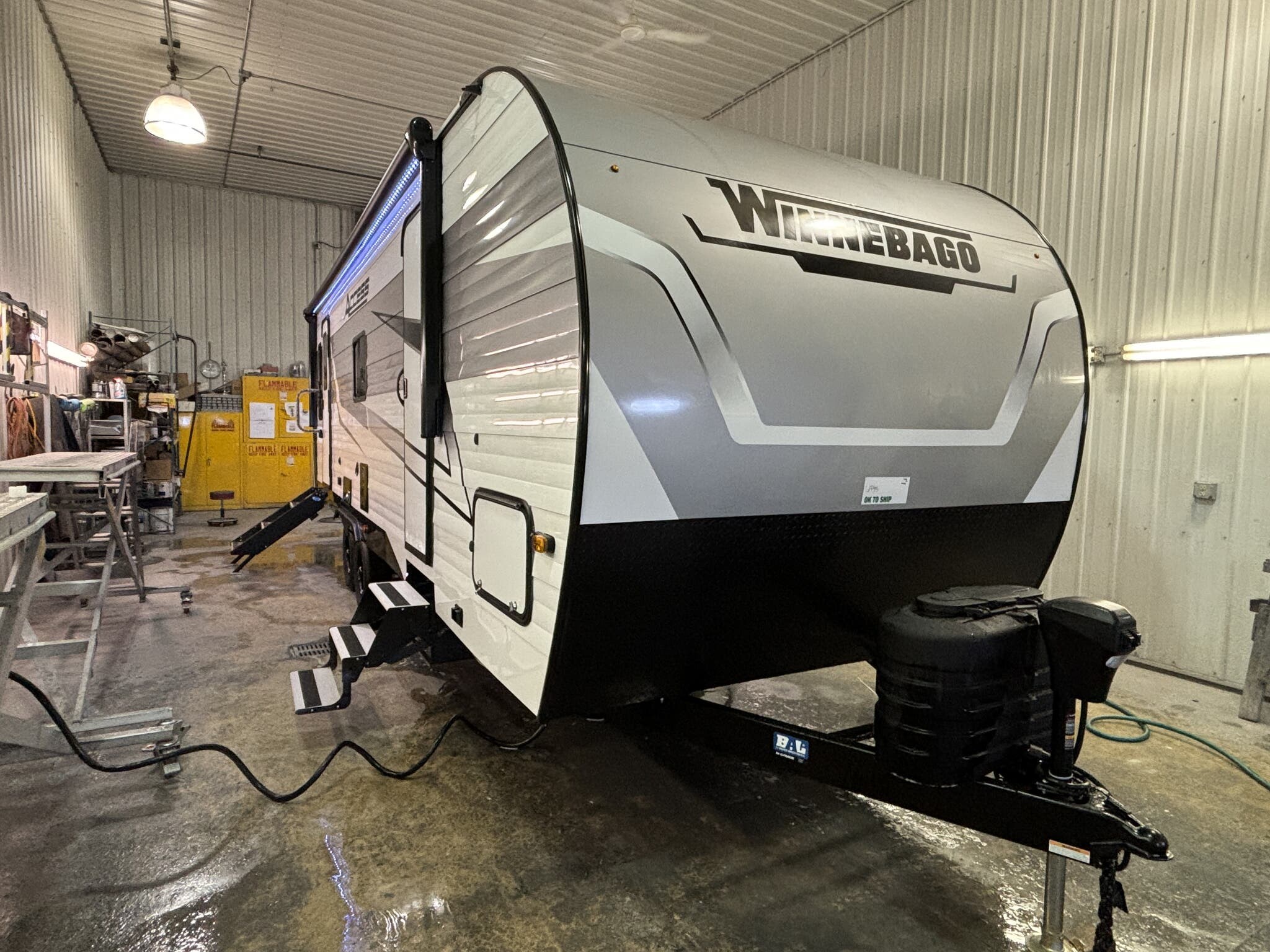 2024 Winnebago Access 26RL - New Travel Trailer For Sale by Winnebago Motor Homes in Rockford, Illinois features Shower, Converter, Stove Top Burner, Refrigerator, External Shower