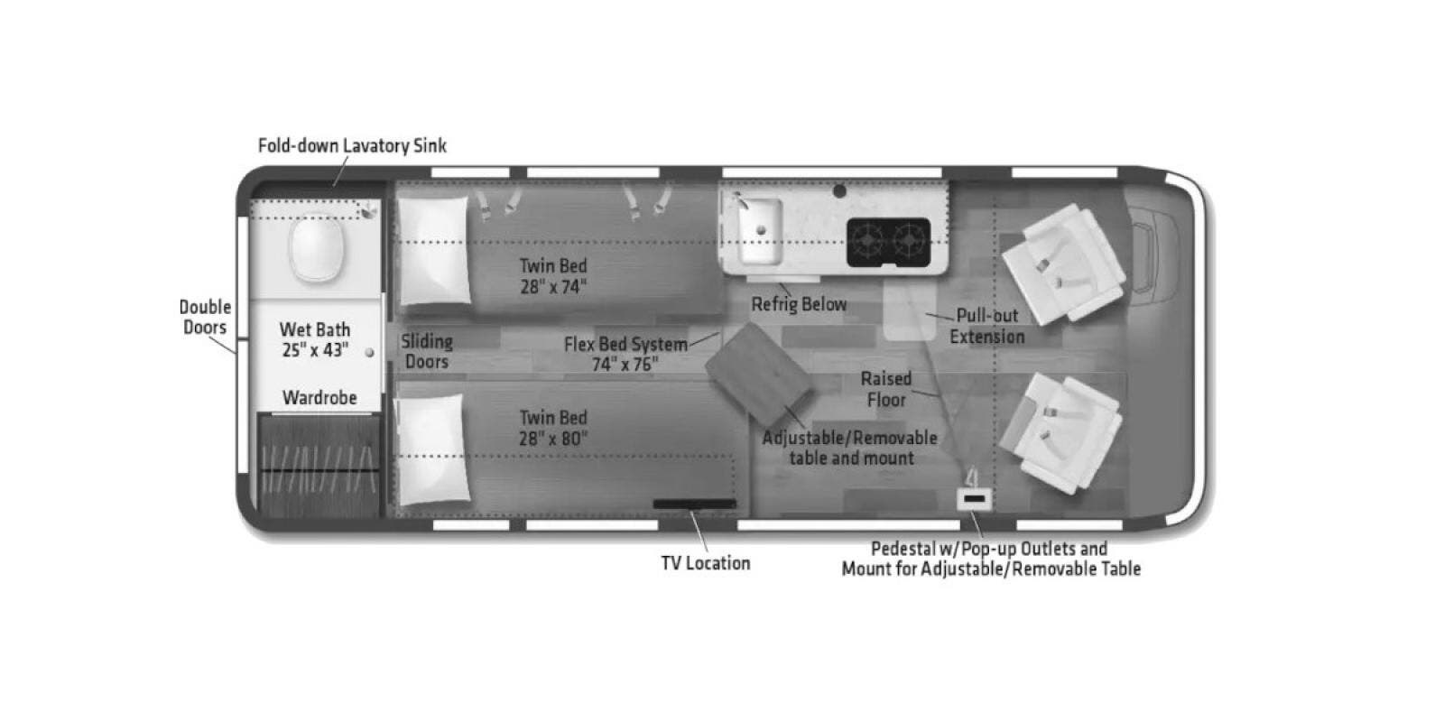 2023 Winnebago Travato 59k - Used Class B For Sale by Winnebago Motor Homes in Rockford, Illinois