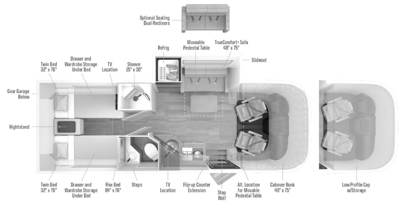 2027 Winnebago View 24R - New Class C For Sale by Winnebago Motor Homes in Rockford, Illinois