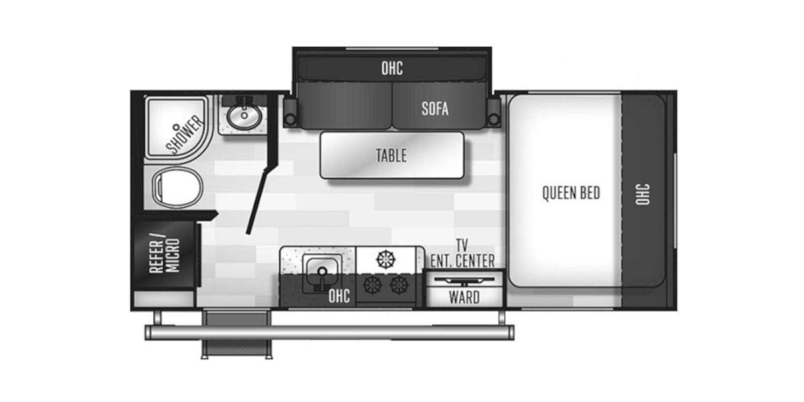 2019 Forest River Rockwood Geo Pro 19FBS - Used Travel Trailer For Sale by Winnebago Motor Homes in Rockford, Illinois