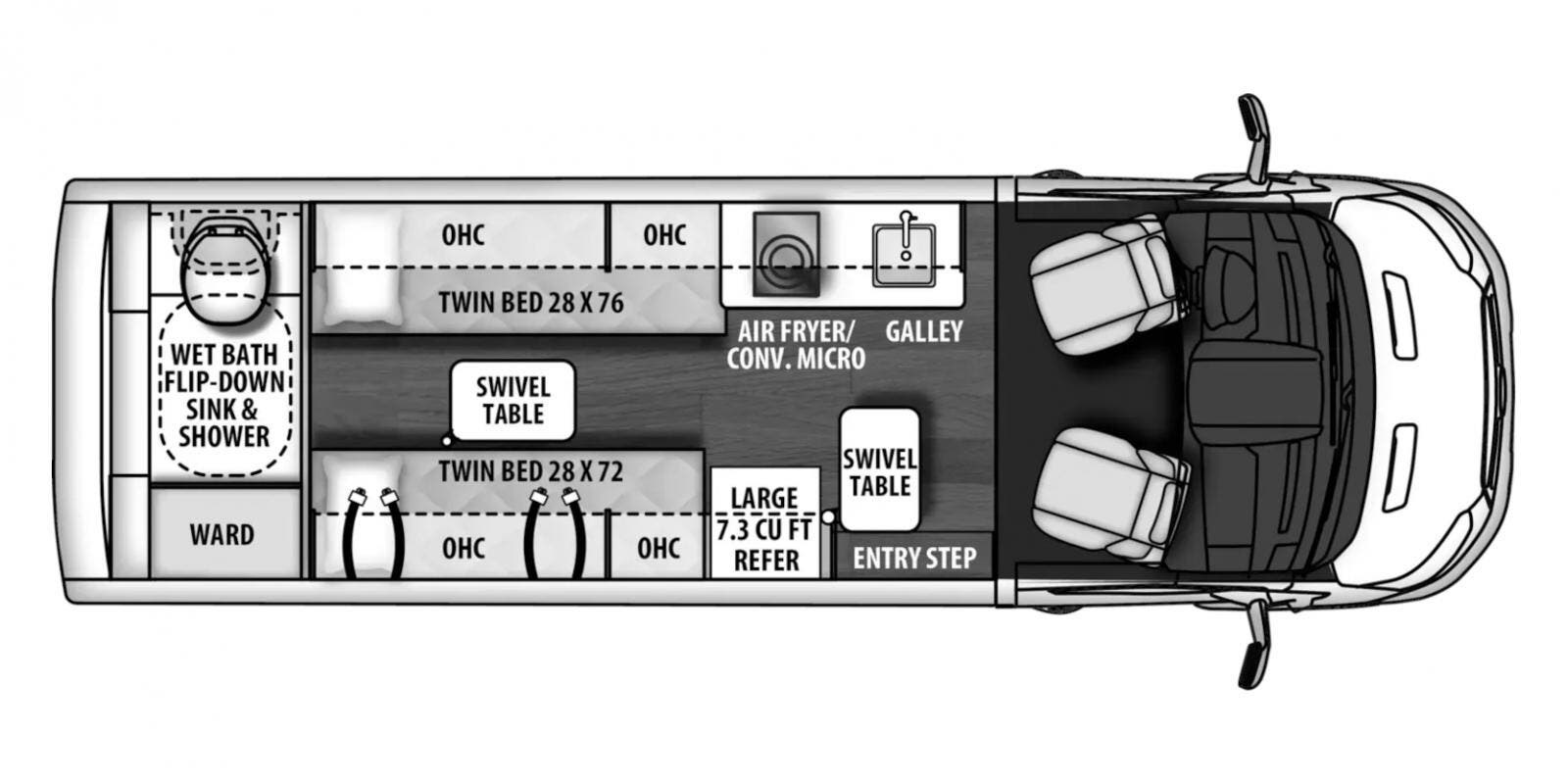2027 Coachmen Beyond Transit AWD 22RBBC - New Class B For Sale by Winnebago Motor Homes in Rockford, Illinois