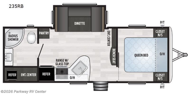 2020 Keystone Springdale 235RB - Used Travel Trailer For Sale by Parkway RV Center in Ringgold, Georgia features Slideout