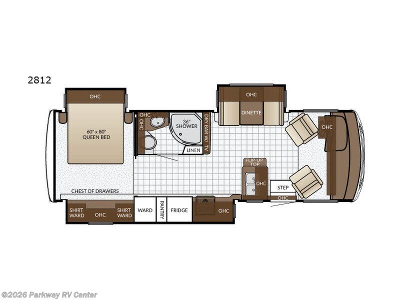 2017 Newmar Bay Star Sport 2812 - Used Class A For Sale by Parkway RV Center in Ringgold, Georgia features Slideout