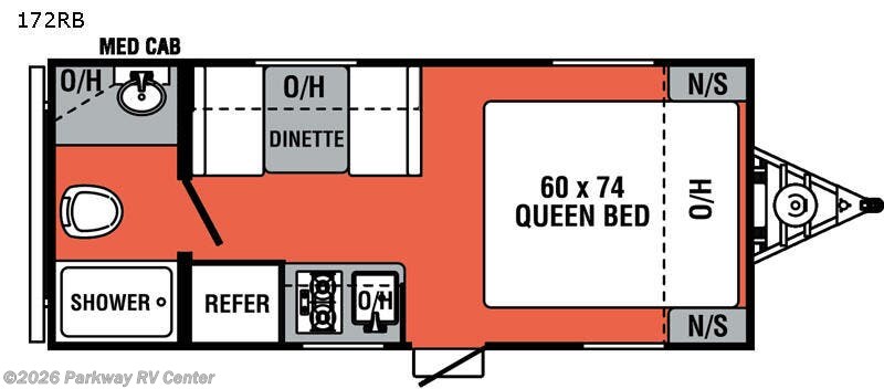 2020 Forest River Independence Trail 172RB - Used Travel Trailer For Sale by Parkway RV Center in Ringgold, Georgia