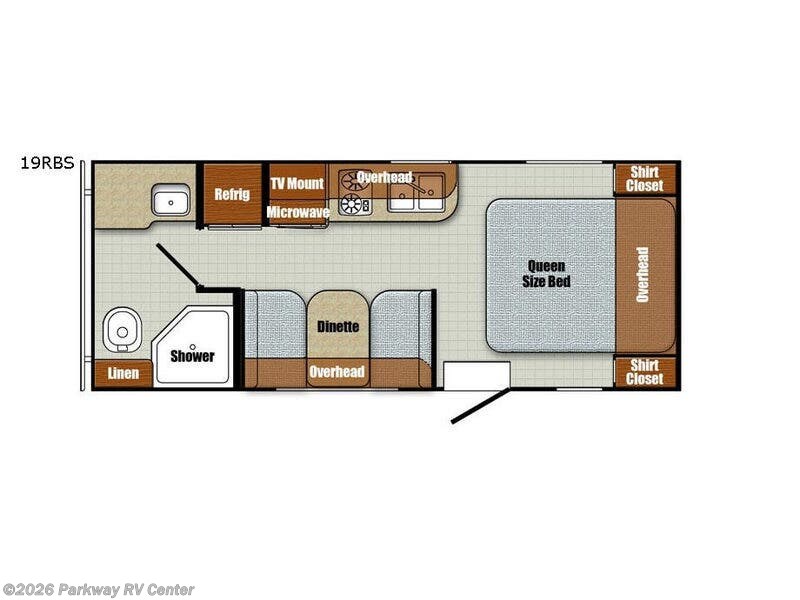2017 Gulf Stream Vintage Cruiser 19RBS - Used Travel Trailer For Sale by Parkway RV Center in Ringgold, Georgia