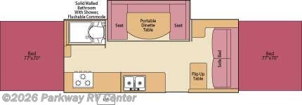 2007 Fleetwood Highlander Avalon - Used Popup For Sale by Parkway RV Center in Ringgold, Georgia features Slideout