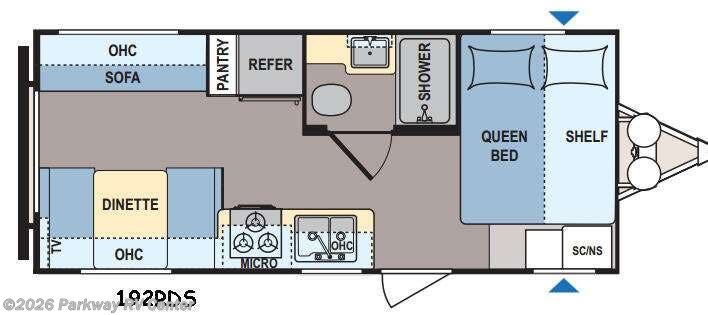 2016 Coleman Lantern Series 192RD - Used Travel Trailer For Sale by Parkway RV Center in Ringgold, Georgia