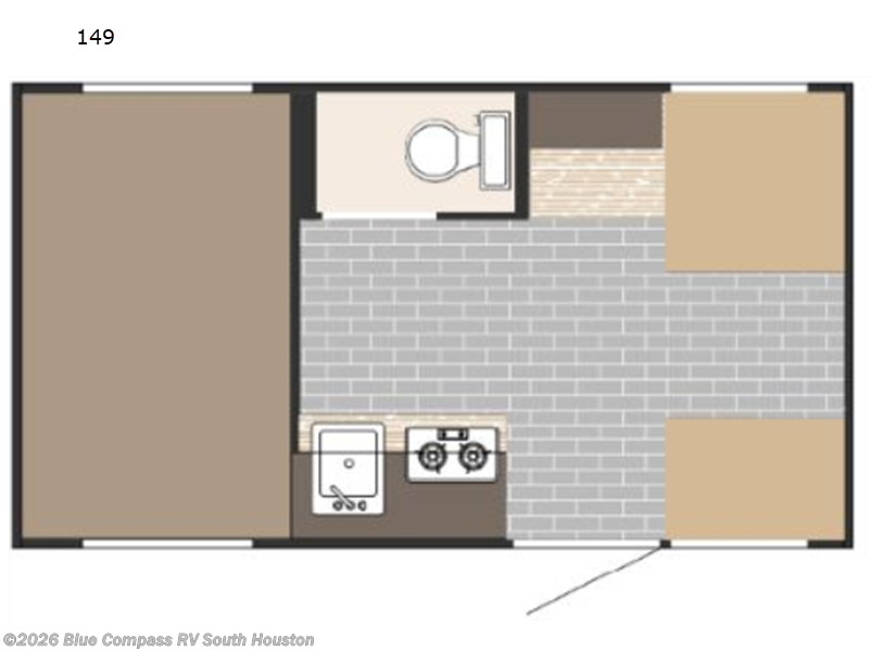 2022 Sunset Park RV SunRay Classic 149 - Used Travel Trailer For Sale by Blue Compass RV South Houston in Alvin, Texas