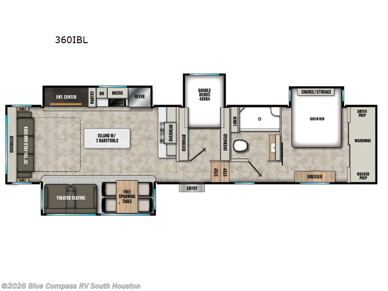 2026 Coachmen Chaparral 360IBL - New Fifth Wheel For Sale by Blue Compass RV South Houston in Alvin, Texas features Slideout