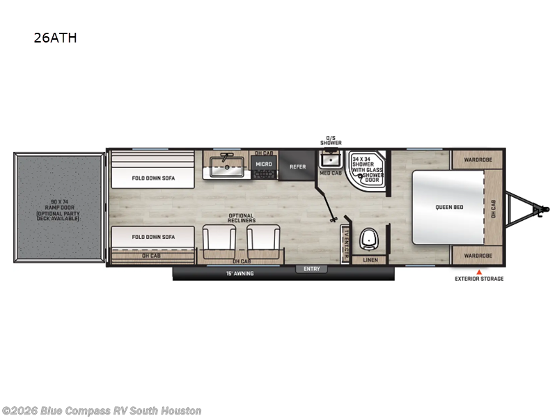 2026 Forest River Aurora 26ATH - New Travel Trailer For Sale by Blue Compass RV South Houston in Alvin, Texas