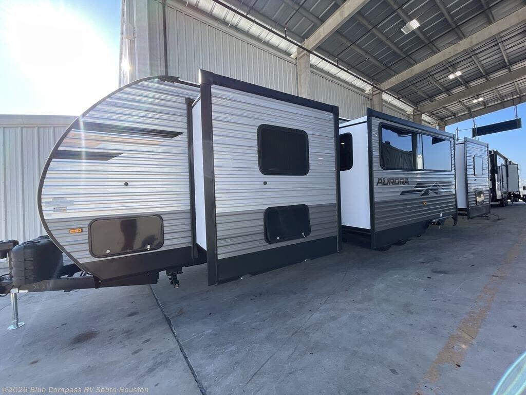 2026 Forest River Aurora 34BHTS-2Q - New Travel Trailer For Sale by Blue Compass RV South Houston in Alvin, Texas