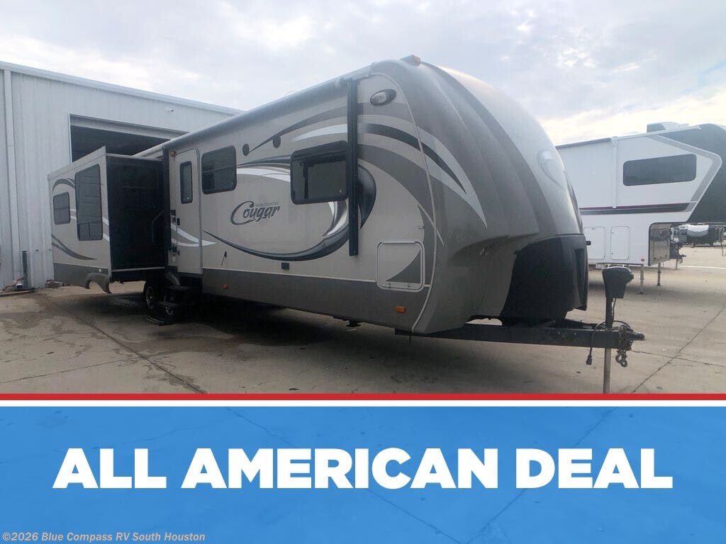 2013 Keystone Cougar High Country 321RES - Used Travel Trailer For Sale by Blue Compass RV South Houston in Alvin, Texas features Slideout