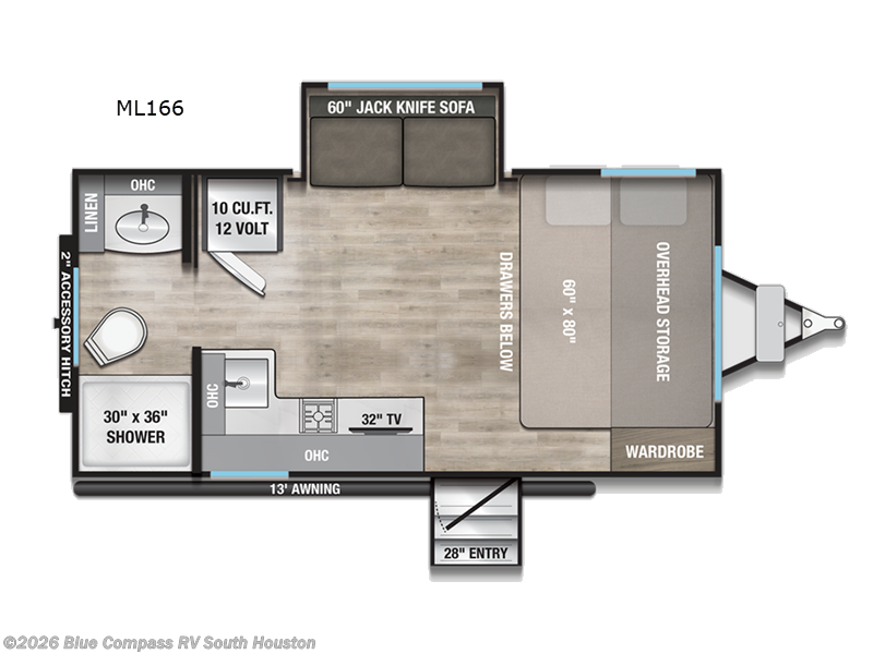 2026 Alliance RV Delta Solo ML166 - New Travel Trailer For Sale by Blue Compass RV South Houston in Alvin, Texas features Slideout