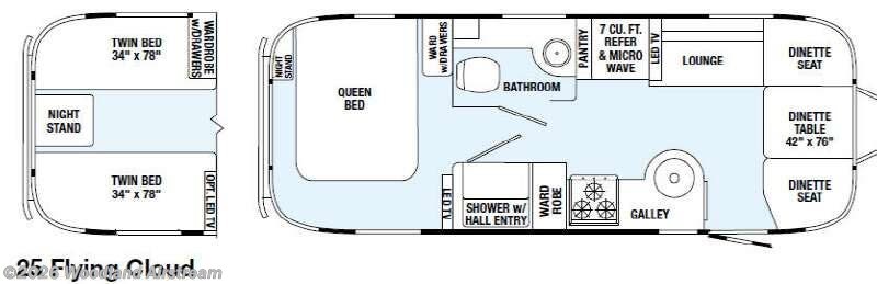 2015 Airstream Flying Cloud 25 RB - Used Travel Trailer For Sale by Woodland Airstream in Grand Rapids, Michigan
