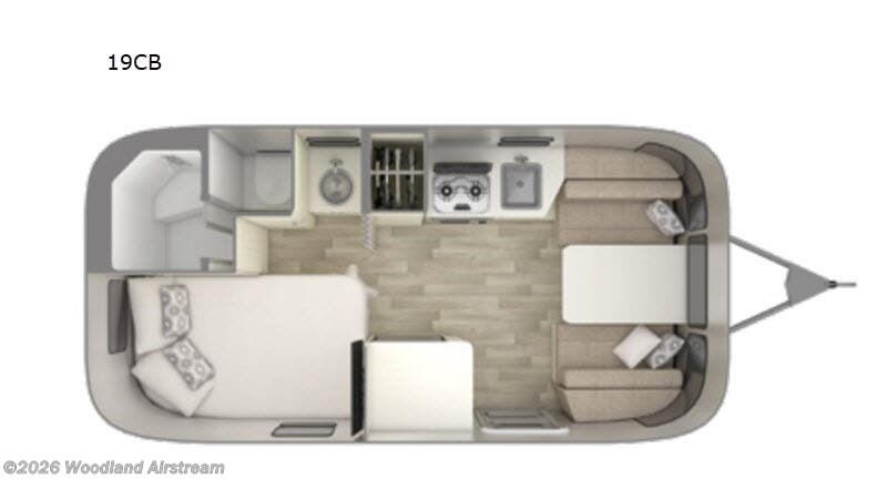 2021 Airstream Bambi 19CB - Used Travel Trailer For Sale by Woodland Airstream in Grand Rapids, Michigan