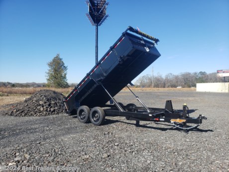 Best Trailers &amp; Supply

Byron GA

800-453-1810

7X16 16K 24&quot; High Side Barn Door Gate

Down to Earth is proud to offer quality dump trailers for sale at the lowest possible price. Our dump trailers are built for performance. We can even make a custom dump trailers to fit your specific needs and your budget. Our premium features Low Profile Dump Trailers are offered in 7,000, 10,000, 12,000, and 14,000 lb. GVWR&#39;s. The standard sides are 24 tall with two-way tailgates that open for unobstructed dumping or can be set in spreader mode for spreading gravel. An adjustable coupler is included as standard on most models. The 7,000 and 10,000 GVWR models have a 6 main frame. The 12,000 and 14,000 GVWR models are built with a rugged 8 channel main frame. Cylinder sizes are matched to the model capacity.

Dump Trailers Spec Sheet - Standard Features

(2) 8000# E-Z Lube Axles

Brakes on both axles

Powder Coated tongue box for

battery and hydraulics

Double Cylinder

48&quot; Sides

10K Jack

2 5/16&quot; Adj. Coupler

7X16 body

Dump Gate

Stake pockets

16&quot; Radials tires and wheels

LED lighting

DOT tape

800-453-1810

Any questions, concerns, or Info on this trailer, please call our sales team

delv is $2 per loaded mile

Please call to check stock

800-453-1810