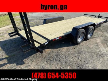 Mobile Space Sale and Rental

Bonaire GA

800-453-1810

82x20 14k GVWR equipment trailer

(2) 7000lb E-Z Lube axles (14000 lbs GVWR)
6&quot; Channel Frame
Electric Brakes on both Axles
2 5/16&quot; Adjustable Coupler (14,000 lbs)
A-frame Jack
Brakeway Kit

Tandem Tread plate Fenders
5&quot; Channel Ramps
3 Light bar &amp; side marker lights
Clearance lights
LED lights
Wood Deck 2x8 Treated Pine

Headache bar
Stake Pockets
DOT Tape
Sealed Wiring Harness
NATM Compliant

Options

Removable Fenders
Steel Treadplate Deck
Colors
Spare tire mount
Spare tire
3500# Axles w/tires to match
6000# Axles w/tires to match
7000# Axles w/tires to match
7K drop leg jack
Length 14&#39;-38&#39;
2&#39; Treadplate dove tail on Wooden deck
Pintle Coupler
Gooseneck
Triple Axles (5.2K, 6K, 7K)

800-453-1810

Any questions, concerns, or Info on this trailer, please call our sales team

delv is $1.50 per loaded mile

Please call to check stock

800-453-1810