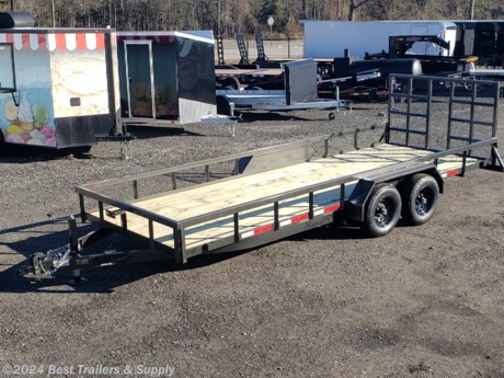 &lt;p&gt;Best trailers&lt;/p&gt;
&lt;b&gt;&#160;&lt;/b&gt;
&lt;p&gt;478-654-5350&lt;/p&gt;
&lt;b&gt;&#160;&lt;/b&gt;
&lt;p&gt;ultra HD 7 x 20 10k utility trailer with equipment utility gate&lt;/p&gt;
&lt;b&gt;&#160;&lt;/b&gt;
&lt;p&gt;G.V.W.R. - 9,950# * Axle - (2) 5,200# Cambered Electric Brake&lt;/p&gt;
&lt;b&gt;&#160;&lt;/b&gt;
&lt;ul&gt;
 	&lt;li dir=&quot;ltr&quot; style=&quot;list-style-type: disc;font-size: 11pt;font-family: Arial,sans-serif;color: #000000;background-color: transparent;font-weight: 400;font-style: normal;font-variant: normal;text-decoration: none;vertical-align: baseline&quot;&gt;
&lt;p&gt;G.A.W.R. (Each Axle) - 5,200# * Suspension - Multi-Leaf Spring w/ Equalizer&lt;/p&gt;
&lt;/li&gt;
 	&lt;li dir=&quot;ltr&quot; style=&quot;list-style-type: disc;font-size: 11pt;font-family: Arial,sans-serif;color: #000000;background-color: transparent;font-weight: 400;font-style: normal;font-variant: normal;text-decoration: none;vertical-align: baseline&quot;&gt;&lt;/li&gt;
 	&lt;li dir=&quot;ltr&quot; style=&quot;list-style-type: disc;font-size: 11pt;font-family: Arial,sans-serif;color: #000000;background-color: transparent;font-weight: 400;font-style: normal;font-variant: normal;text-decoration: none;vertical-align: baseline&quot;&gt;
&lt;p&gt;Coupler - 2-5/16&quot; Adjustable Bolt-On * Tires - ST225/75R15 Load Range D&lt;/p&gt;
&lt;/li&gt;
 	&lt;li dir=&quot;ltr&quot; style=&quot;list-style-type: disc;font-size: 11pt;font-family: Arial,sans-serif;color: #000000;background-color: transparent;font-weight: 400;font-style: normal;font-variant: normal;text-decoration: none;vertical-align: baseline&quot;&gt;&lt;/li&gt;
 	&lt;li dir=&quot;ltr&quot; style=&quot;list-style-type: disc;font-size: 11pt;font-family: Arial,sans-serif;color: #000000;background-color: transparent;font-weight: 400;font-style: normal;font-variant: normal;text-decoration: none;vertical-align: baseline&quot;&gt;
&lt;p&gt;Safety Chain - 8/0 Grade 30 w/ Hooks * Wheel - 15&quot; 6-Bolt White Spoke (6 on 5.5 Pattern)&lt;/p&gt;
&lt;/li&gt;
 	&lt;li dir=&quot;ltr&quot; style=&quot;list-style-type: disc;font-size: 11pt;font-family: Arial,sans-serif;color: #000000;background-color: transparent;font-weight: 400;font-style: normal;font-variant: normal;text-decoration: none;vertical-align: baseline&quot;&gt;&lt;/li&gt;
 	&lt;li dir=&quot;ltr&quot; style=&quot;list-style-type: disc;font-size: 11pt;font-family: Arial,sans-serif;color: #000000;background-color: transparent;font-weight: 400;font-style: normal;font-variant: normal;text-decoration: none;vertical-align: baseline&quot;&gt;
&lt;p&gt;Jack - 7K Drop Leg Bolt-On * Deck - 2&quot; Pressure Treated Pine&lt;/p&gt;
&lt;/li&gt;
 	&lt;li dir=&quot;ltr&quot; style=&quot;list-style-type: disc;font-size: 11pt;font-family: Arial,sans-serif;color: #000000;background-color: transparent;font-weight: 400;font-style: normal;font-variant: normal;text-decoration: none;vertical-align: baseline&quot;&gt;&lt;/li&gt;
 	&lt;li dir=&quot;ltr&quot; style=&quot;list-style-type: disc;font-size: 11pt;font-family: Arial,sans-serif;color: #000000;background-color: transparent;font-weight: 400;font-style: normal;font-variant: normal;text-decoration: none;vertical-align: baseline&quot;&gt;
&lt;p&gt;Tongue - 5&quot; Channel Wrapped * Lights - L.E.D. Stop, Tail, &amp; Turn&lt;/p&gt;
&lt;/li&gt;
 	&lt;li dir=&quot;ltr&quot; style=&quot;list-style-type: disc;font-size: 11pt;font-family: Arial,sans-serif;color: #000000;background-color: transparent;font-weight: 400;font-style: normal;font-variant: normal;text-decoration: none;vertical-align: baseline&quot;&gt;&lt;/li&gt;
 	&lt;li dir=&quot;ltr&quot; style=&quot;list-style-type: disc;font-size: 11pt;font-family: Arial,sans-serif;color: #000000;background-color: transparent;font-weight: 400;font-style: normal;font-variant: normal;text-decoration: none;vertical-align: baseline&quot;&gt;
&lt;p&gt;Frame - 4x3x1/4&quot; Angle * Vehicle Plug - 7-Way RV w/ Breakaway &amp; SnapNSeal&lt;/p&gt;
&lt;/li&gt;
 	&lt;li dir=&quot;ltr&quot; style=&quot;list-style-type: disc;font-size: 11pt;font-family: Arial,sans-serif;color: #000000;background-color: transparent;font-weight: 400;font-style: normal;font-variant: normal;text-decoration: none;vertical-align: baseline&quot;&gt;&lt;/li&gt;
 	&lt;li dir=&quot;ltr&quot; style=&quot;list-style-type: disc;font-size: 11pt;font-family: Arial,sans-serif;color: #000000;background-color: transparent;font-weight: 400;font-style: normal;font-variant: normal;text-decoration: none;vertical-align: baseline&quot;&gt;
&lt;p&gt;Crossmembers - 3x2x3/16&quot; Angle w/ 24&quot; Centers * Paint Prep - 5-Stage Super Blast Treatment&lt;/p&gt;
&lt;/li&gt;
 	&lt;li dir=&quot;ltr&quot; style=&quot;list-style-type: disc;font-size: 11pt;font-family: Arial,sans-serif;color: #000000;background-color: transparent;font-weight: 400;font-style: normal;font-variant: normal;text-decoration: none;vertical-align: baseline&quot;&gt;&lt;/li&gt;
 	&lt;li dir=&quot;ltr&quot; style=&quot;list-style-type: disc;font-size: 11pt;font-family: Arial,sans-serif;color: #000000;background-color: transparent;font-weight: 400;font-style: normal;font-variant: normal;text-decoration: none;vertical-align: baseline&quot;&gt;
&lt;p&gt;Top Rail - 2x3&quot; 11Ga. Tube w/ Spare Mount * Paint - Super Durable Powdercoat&lt;/p&gt;
&lt;/li&gt;
 	&lt;li dir=&quot;ltr&quot; style=&quot;list-style-type: disc;font-size: 11pt;font-family: Arial,sans-serif;color: #000000;background-color: transparent;font-weight: 400;font-style: normal;font-variant: normal;text-decoration: none;vertical-align: baseline&quot;&gt;&lt;/li&gt;
 	&lt;li dir=&quot;ltr&quot; style=&quot;list-style-type: disc;font-size: 11pt;font-family: Arial,sans-serif;color: #000000;background-color: transparent;font-weight: 400;font-style: normal;font-variant: normal;text-decoration: none;vertical-align: baseline&quot;&gt;
&lt;p&gt;Uprights - 2x2x1/8&quot; Angle * Gate - 4&#39; HD-X Rental Style w/ Angle Runners&lt;/p&gt;
&lt;/li&gt;
 	&lt;li dir=&quot;ltr&quot; style=&quot;list-style-type: disc;font-size: 11pt;font-family: Arial,sans-serif;color: #000000;background-color: transparent;font-weight: 400;font-style: normal;font-variant: normal;text-decoration: none;vertical-align: baseline&quot;&gt;&lt;/li&gt;
 	&lt;li dir=&quot;ltr&quot; style=&quot;list-style-type: disc;font-size: 11pt;font-family: Arial,sans-serif;color: #000000;background-color: transparent;font-weight: 400;font-style: normal;font-variant: normal;text-decoration: none;vertical-align: baseline&quot;&gt;
&lt;p&gt;Fenders - 9x72&quot; - Diamond Plate w/ Steel Backs * Gate Lock - CNC Machined Lockable Pin Latch&lt;/p&gt;
&lt;/li&gt;
 	&lt;li dir=&quot;ltr&quot; style=&quot;list-style-type: disc;font-size: 11pt;font-family: Arial,sans-serif;color: #000000;background-color: transparent;font-weight: 400;font-style: normal;font-variant: normal;text-decoration: none;vertical-align: baseline&quot;&gt;&lt;/li&gt;
 	&lt;li dir=&quot;ltr&quot; style=&quot;list-style-type: disc;font-size: 11pt;font-family: Arial,sans-serif;color: #000000;background-color: transparent;font-weight: 400;font-style: normal;font-variant: normal;text-decoration: none;vertical-align: baseline&quot;&gt;
&lt;p&gt;*Bumper - 2x4&quot; 14Ga. CNC Laser Tubed w/ Concealed Tag Mount &amp; Integrated EZ-Shock Gate Assist*&lt;/p&gt;
&lt;/li&gt;
&lt;/ul&gt;
&lt;p&gt;478-654-5350&lt;/p&gt;