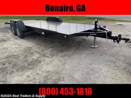 **Best Trailers &amp; Supply**

**Byron GA**

**800-453-1810**

FREE WHITE WHEEL SPARE TIRE WHEN YOU PAY CASH at pick up

Kwik Load Trailers offers rollback car hauler trailers. Featuring easy leading capabilities, extra safety features and modifications to improve overall versatility, these car haulers are the best choice for your vehicle towing needs. It is easy to see why Kwik Load Trailers is a leader in the market with their versatile selection of trailers.

Specifications:

78 Wide, 84 Between Fenders -- 1/8 Steel Diamond Plate

10,000 GVWR

Four 6,000 lb. swivel &quot;D&quot; hooks

In-floor Tool Boxes

11 GA. 3--2 and 3/16 3--3 tubular

Twin 3,500 lb. drop Torflex with Easy Lube

10,000 lb. capacity with safety chains, brake-a-way switch and drop leg jack

Four-wheel electric with manual parking brake

15&quot; Silver Mod Wheels

New 6-ply radials

Twin tail lights and side markers with two lights in bed for loading at night

Two removable fenders with Chip Guard

Polyurethane with pen striping

Options:

Spare tire -- Spare tire mount -- Hydraulic Surge brake -- Wind faring -- Rails -- Winch -- Aluminum floor -- Aluminum fenders

**800-453-1810**

Any questions, concerns, or Info on this trailer, please call our sales team

delv is $2 per loaded mile

Please call to check stock

**Best Trailers &amp; Supply**

**Byron GA**

**800-453-1810**