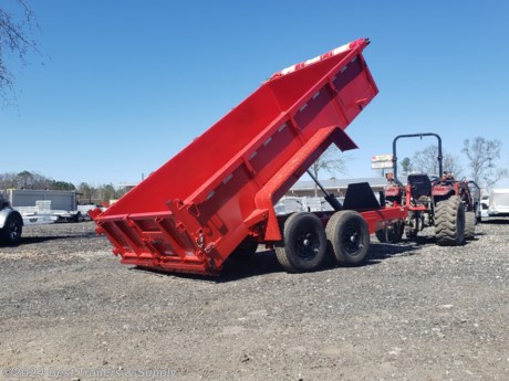 &lt;p&gt;Best Trailers &amp; Supply&lt;/p&gt;
&lt;p&gt;Byron GA&lt;/p&gt;
&lt;p&gt;800-453-1810&lt;/p&gt;
&lt;p&gt;6X12 low pro dump trailer&lt;/p&gt;
Our premium features Down to Earth Low Profile Dump Trailers are offered in 7,000, 10,000, 12,000, and 14,000 lb. GVWR&#39;s - as well as a heavy duty 15,000 GVWR version. The sides are 24 tall with tailgates that open for unobstructed dumping or can be set in spreader mode for spreading gravel. An adjustable coupler is included as standard. The 7,000 and 10,000 GVWR models have a 6 channel main frame. The 12,000 and 14,000 GVWR models are built with a rugged 8 channel main frame. Cylinder sizes are matched to the model capacity. The 7,000 through 14,000 GVWR models employ the standard duty scissor lift. The 15,000 GVWR heavy duty version adds a super duty scissor lift with 5 cylinder and G range radial tires. The tongue upgrades to 8 channel and floor crossmembers are 12 on center making this trailer suitable for heavy duty commercial applications. These changes are highlighted in bold type on the specs page. Dexter brand axles along with premium Westlake radial tires on all models provide a long life running gear.

GVWR: 10,000 lb.
Capacity: 6,680 lb.

* Two 5,200 lb. Dexter Brand Braking Axles
* Double Eye Spring Suspension
* 225/75 D15 Load Range D8 Ply Rating Castle Rock Radial Tires
* 6 Channel Main Frame -- 6 Channel Tongue
* 3--3 Tubing Dump Box Frame With 3 Channel Crossmembers
* 12 Gauge Floor
* 72 Inside Box With 20 Sides
* US Made Pump With Deep Cycle Battery Inside Lockable Security Box With 20 Hand Remote
* Barn Doors Tailgate
* 2 5/16 A-Frame Coupler
* Top Wind Jack
* Safety Chains And Break-a-Way Switch
* LED Lighting With Reflective Tape
* Primed and polyurethane paint

800-453-1810

Any questions, concerns, or Info on this trailer, please call our sales team

delv is $2 per loaded mile

Please call to check stock

800-453-1810