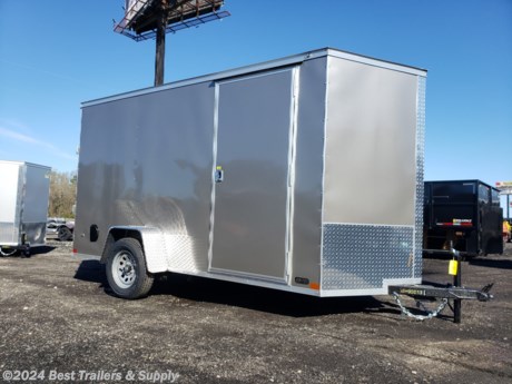 &lt;p&gt;Best Trailers&lt;/p&gt;
&lt;p&gt;866-403-9798&lt;/p&gt;
&lt;p&gt;6 x 12 covered trailer pewter&lt;/p&gt;
&lt;p&gt;?? Dive into Adventure with the Ultimate Trailers Experience! ??&lt;/p&gt;
&lt;p&gt;Get ready for the ride of a lifetime with our Best Trailers lineup! ?? Dial 866-403-9798 now to unlock the gateway to your next adventure!&lt;/p&gt;
&lt;p&gt;?? Explore the 6 x 12 covered trailer designed to elevate your hauling experience! With a sturdy 3500# axle and a 2990# GVWR, you can trust in its durability and reliability for all your cargo needs.&lt;/p&gt;
&lt;p&gt;?? Illuminate your journey with top-of-the-line LED lights, ensuring safety and visibility even in the darkest of nights.&lt;/p&gt;
&lt;p&gt;??? Embrace the future with our semi-screwless design, combining sleek aesthetics with unbeatable functionality.&lt;/p&gt;
&lt;p&gt;?? Seamlessly access your cargo through the convenient side door with RV features, providing easy entry and exit for all your gear.&lt;/p&gt;
&lt;p&gt;?? Conquer any terrain with the spring-assisted ramp door, offering smooth operation and hassle-free loading and unloading.&lt;/p&gt;
&lt;p&gt;?? Experience the luxury of Stabledeck wood flooring and walls, providing unparalleled stability and durability for your precious cargo.&lt;/p&gt;
&lt;p&gt;?? Reinforced with 3/4 inch floors and 3/8 inch walls, our trailers are built to withstand the toughest challenges on the road.&lt;/p&gt;
&lt;p&gt;?? Don&#39;t miss out on the adventure of a lifetime – upgrade your hauling game today with Best Trailers! Call 866-403-9798 and embark on your next journey with confidence.&lt;/p&gt;