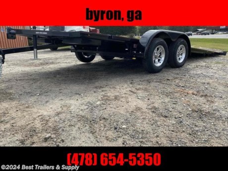 **Best Trailers &amp; Supply**

**Byron GA**

**800-453-1810**

FREE WHITE WHEEL SPARE TIRE WHEN YOU PAY CASH at pick up

Kwik Load Trailers offers rollback car hauler trailers. Featuring easy leading capabilities, extra safety features and modifications to improve overall versatility, these car haulers are the best choice for your vehicle towing needs. It is easy to see why Kwik Load Trailers is a leader in the market with their versatile selection of trailers.

The Kwik Load car hauler has a loading deck between 78 inches wide and 84 inches between the fenders, with four-wheel electric brakes backed up with a manual parking brake and two lights in the trailer bed to make loading at night simpler. Other features of the Kwik Load car hauler include a load capacity of 7,000 GVWR, four 6,000-pound swivel &quot;D&quot; hooks for tying your vehicle down, and a tubular frame construction set atop twin 3,500-pound drop Torflex axels.

Specifications:

78 Wide, 84 Between Fenders -- 1/8 Steel Diamond Plate

7,000 GVWR

Four 6,000 lb. swivel &quot;D&quot; hooks

In-floor Tool Boxes

11 GA. 3--2 and 3/16 3--3 tubular

Twin 3,500 lb. drop Torflex with Easy Lube

7,000 lb. capacity with safety chains, brake-a-way switch and 5,000 lb. swivel jack

Four-wheel electric with manual parking brake

Silver Mod Wheels

6-ply radials

Twin tail lights and side markers with two lights in bed for loading at night

Two removable fenders with Chip Guard

Polyurethane with pen striping

Options:

Spare tire -- Spare tire mount -- Hydraulic Surge brake -- Wind faring -- Rails -- Winch -- Aluminum floor -- Aluminum fenders

**800-453-1810**

Any questions, concerns, or Info on this trailer, please call our sales team

delv is $2 per loaded mile

Please call to check stock

**Best Trailers &amp; Supply**

**Byron GA**

**800-453-1810**