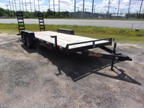 800-453-1810

82x20 ft equipment trailer

(2) 3500lb E-Z Lube axles (7000 lbs GVWR)

Electric Brakes on both Axles

2 5/16aA Coupler (10,000 lbs)

A-frame 2000lbs Jack

Brakeway Kit

Tandem Tread plate Fenders

5a Channel Ramps

3 Light bar &amp; side marker lights

Clearance lights

LED lights

Wood Deck 2x8 Treated Pine

Headache bar

Stake Pockets

DOT Tape

Sealed Wiring Harness

NATM Compliant

Options

Removable Fenders

Steel Treadplate Deck

Colors

Spare tire mount

Spare tire

5200# Axles w/tires to match

6000# Axles w/tires to match

7000# Axles w/tires to match

7K drop leg jack

Length 14a-38a

2a Treadplate dove tail on Wooden deck

Pintle Coupler

Gooseneck

Triple Axles (5.2K, 6K, 7K)

800-453-1810

Any questions, concerns, or Info on this trailer, please call our sales team

delv is $1.50 per loaded mile

Please call to check stock

800-453-1810
