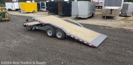 **Best Trailers &amp; Supply**

**Byron GA**

**800-453-1810**

TBWB-22 Gravity Tilt Equipment trailer
With tool box
Spare tire and mount

102&quot;x22&#39;
8000# Axles
17,600 GVWR
Self Adjusting Brakes
215/75 R17.5 H Range Tires
Low Profile Bed
Rub-Rail and Stake Pockets
4ft Stationary Deck
16&#39; Tilt Deck with Locking Bed
L.E.D Lights
12,000# Drop Leg Jack
6&quot; Tall Drive-Over Fenders
Bead Blasted and 2 part Polyurethane Paint
A-Frame Steel Tool Box
5 Year Warranty

**800-453-1810**

Any questions, concerns, or Info on this trailer, please call our sales team

delv is $2 per loaded mile

Please call to check stock

**800-453-1810**
