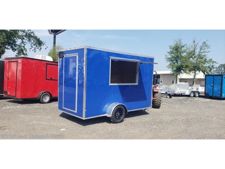 6x12 Concession/Vending Trailer for sale | New Empire Cargo 6x12 blue w ...