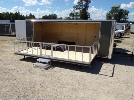 enclosed stage trailer 8.5 x 24 tav AVAILABLE

478-328-9566 RODGER

STAGE8524-078056

7 ft inside height

7k torsion axles

14,000 GVWR

ramp door

side door on drivers side

curb side fold down stage

rails on stage

step for stage

gap filler for fenders

**VIDEO SHOWS EXTRA OPTIONS**