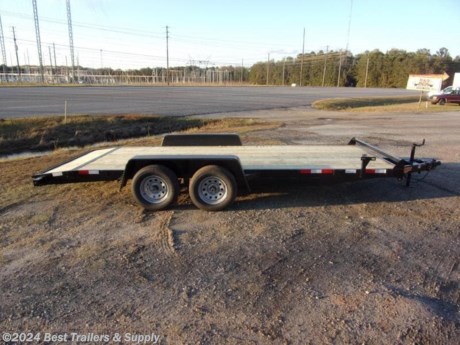 Best Trailers &amp; Supply

Byron GA

800-453-1810

18ft car hauler wood floor

Down to Earth is proud to offer quality car haulers and equipment trailers with slide in or 5&#39; equip ramps for sale at the lowest possible price. lenghts 32&#39; 34&#39; 36&#39; 38&#39; and up to 40ft. Great for 2 cars and motorcycles. Our premium Trailers are offered in 3,500, 7,000, 10,000, 12,000, and 14,000 lb. GVWR&#39;s. A 2-5/16&quot; adjustable couple is standard. We can even make a custom trailers to fit your specific needs and your budget.

15&quot;Tires and Rims
(2) 3500lb E-Z Lube axles (7000 lbs GVWR)
Electric Brakes on both Axles
2 5/16&quot; Coupler (10,000 lbs)
A-frame 2000lbs Jack
Brakeway Kit
Tandem Tread plate Fenders

5a Rear Slide in Ramps with Spring Latches
3 Light bar &amp; side marker lights
Clearance lights
LED lights
Wood Deck 2x8 Treated Pine
Headache bar
D-Rings on Metal Deck option

Stake Pockets
DOT Tape
Deck 82&quot; Wide
16a Length
Sealed Wiring
Harness
NATM Compliant

Options

Removable Fenders
Steel Treadplate Deck
Open Deck Treadplate
Chrome wheels
Setback Jack
Colors
Stone Gaurd
Extra D-rings
Spare tire mount
Spare tire
5200# Axles w/tires to match
6000# Axles w/tires to match
7000# Axles w/tires to match
7K drop leg jack
Length 18&#39; 20&#39; 22&#39;

800-453-1810

Any questions, concerns, or Info on this trailer, please call our sales team

delv is $2 per loaded mile

Please call to check stock

800-453-1810