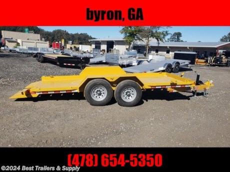 # Best trailers 478-654-5350

Byron GA

MODELS: | LT14K79A| LT14K80.75A

# Standard Features

* 14,000 lbs. GVWR
* 79&quot;, Bed Width(s)
* 16&#39;, &#39; Lengths [79&quot; Width Models] | 18&#39;, 20&#39; Lengths [80.75&quot; Width Models]
* (2) 7,000 LB 4&quot; Drop, Dexter E-Z Lube
* 235/R16 LRE Radial Tires, Mod Wheel
* Spare Tire Mount
* Brake Axle
* Five Leaf Heavy Duty Slipper Springs
* 7,000 LB Jack
* Diamond Plate Floor
* 2 5/16&quot; Demco Adjustable Coupler
* 9.5&quot; X 72&quot; Smooth Jeep Style Fenders
* Stake Pockets and Rub Rail
* 6&quot; X 6&quot; X 3/8&quot; Angle Chassis
* 6&quot; Structural Channel Wrapped Tongue
* 3&quot; Structural Channel Crossmembers, 12&quot; On Center
* Industrial Grade Sealed Wiring Harness, LED Lights
* Sand Blasted, Degreased, Acid Washed, Sealer Rinsed
* Sherwin Williams Powder Coat for a High Gloss &amp; Protective Finish