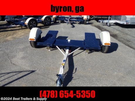 For towing small to full-size cars, and some vans &amp; trucks. Max towed vehicle gross wt 4.750 lbs. (towed vehicle tread width 40&quot; - 80&quot;) 


80 thd master tow dolly with electric brakes 


478-654--5350 


| **Tow Dollies** **Model 80THD** | 
| Vehicle Tread Width| 40| | 
| Max Width at Front Doors| 78| 
| Overall Width| 102|
| 
Overall Length| 121.5| 
| Height at Fender| 26| 
Ground Clearance| 6| 
| Weight| 551 lbs.|

| Tow Dolly Gross Vehicle 
Weight Rating| 3,500 lbs.| 
| Actual Cargo Capacity| | 2,950 lbs.|

| Maximum Gross Weight of Vehicle to be Towed 4,900 lbs.|

| Tire Size (Trailer Service)| ST 205/75D 14| 
Coupler Size| 2|
| 
Coupler Class| SAE 3 / 5,000 lbs.|
|