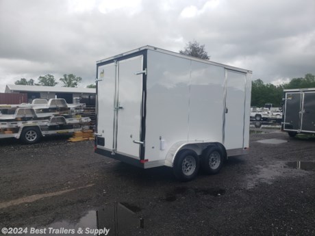 Mobile Space Sale and Rental

Bonaire GA

866-553-9566
&lt;p&gt;7 X 12 enclosed cargo with barn doors&lt;/p&gt;
16&quot; O.C. Cross Members
Semi-Screwed Exterior
ST205 15&quot; Steel Belted Tires
2&quot; V-Nose (ATP &amp; J Rail)
24&quot; O.C. Roof Members
Interior Height 75&quot;
1-pc. Aluminum Roof
Electric Brakes &amp; E-Z Lube Hubs
16&quot; O.C. Side Walls
&quot; Plywood Floors
1-12 Volt LED Dome
7-Way &amp; Electric Breakaway
2-5/16&quot; Coupler
3/8&quot; Plywood Walls
Non-Powered Roof Vent
Trimmed Ramp &amp; 16&quot; Flap
2-K Jack &amp; Sand Foot
12&#39; &amp; 14&#39; 11ga., 4&quot; Tube Frame
24&quot; ATP Stone Guard &amp; J-Rail
Alum. Teardrop Style Fenders
36&quot; Side Door w/ FI. Mt. Locks
16&#39; &amp; Over 6&quot; I-Beam Frame
Chrome Flush Mount Lock
LED Light Package
0.024 White Alum. Metal
Silver Mods Rims
3500# Leaf Spring Drop Axle
Deluxe Tag Bracket

866-553-9566

Any questions, concerns, or Info on this trailer, please call our sales team

delv is $2per loaded mile