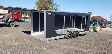 ## best trailers and supply

## byron GA

## 478-654-5350

###

### **we re located in Byron GA off I-75 exit 144 and 146, just north of buccee&#39;s**

futura drop deck lowering carhauler trailer all aluminum
enclosed carhauler

comes LOADED with options
**Rollup sides**
removable fenders
recovery winch
spare tire

Fender Height - Fender on 9&quot; - Fender off 7&quot;
Ground Clearance - 16&quot;
Deck Length - 19&#39;5&quot;
Deck Width - 81&quot;
Overall Length 21&#39;
Overall Width 102&quot;
Deck Angle - Only 3 degrees
Flared Tail Width 86&quot;
Recovery Winch - 12V electric with wireless remote
Removable Fenders - extruded Aluminum, powder Coated
Coupling - 10000 lbs, 2 5/16&quot; Snap-on steel coupler
Wheels - SHIFTR 14&quot; x 6&quot; Alloy, 5&quot; x 4.5&quot;
Tires - 185R 14C 8 PLY Light Truck
Axle (patented) 3,500 lbs galvanized steel torsion
Suspension - Independent torsion arm (PU)
Hubs - 3,500 lbs
Brakes - 10&quot; Electric
Lighting - Micro LED fender mounted clearance recessed LED stop, tail, indicators, combined LED/reflector marker lights
Charging - Onboard DC-DC connected to Trailer Plug aux pin and solar panel
Electric connector - 7-Way RV, flat pin trailer plug
Chassis and Tongue - Extruded aluminum 6005-T6
Tie Points - Continuous airline track and slotted chassis rail

478-654-5350