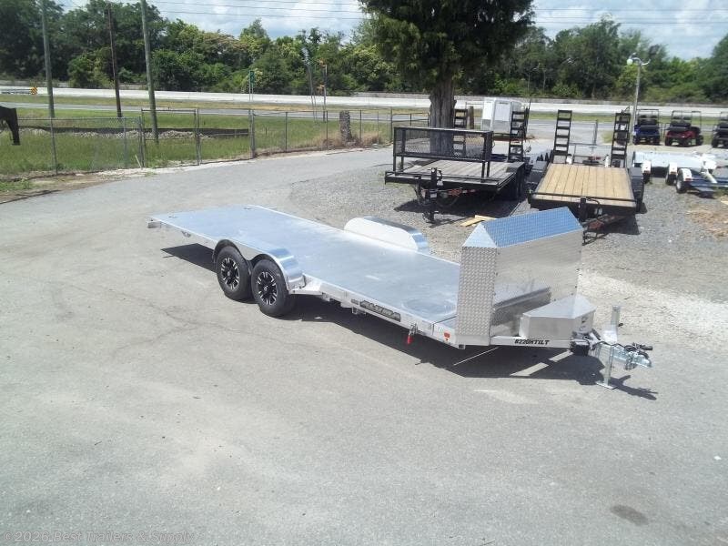 Car Hauler Trailer for sale New Aluma 8220 h tilt 25 anniversary 20ft