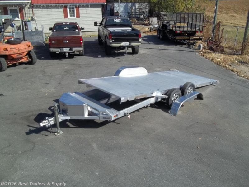 Car Hauler Trailer for sale New Aluma 8218 Tilt power car hauler