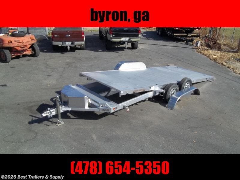 Car Hauler Trailer for sale New Aluma 8218 Tilt power car hauler
