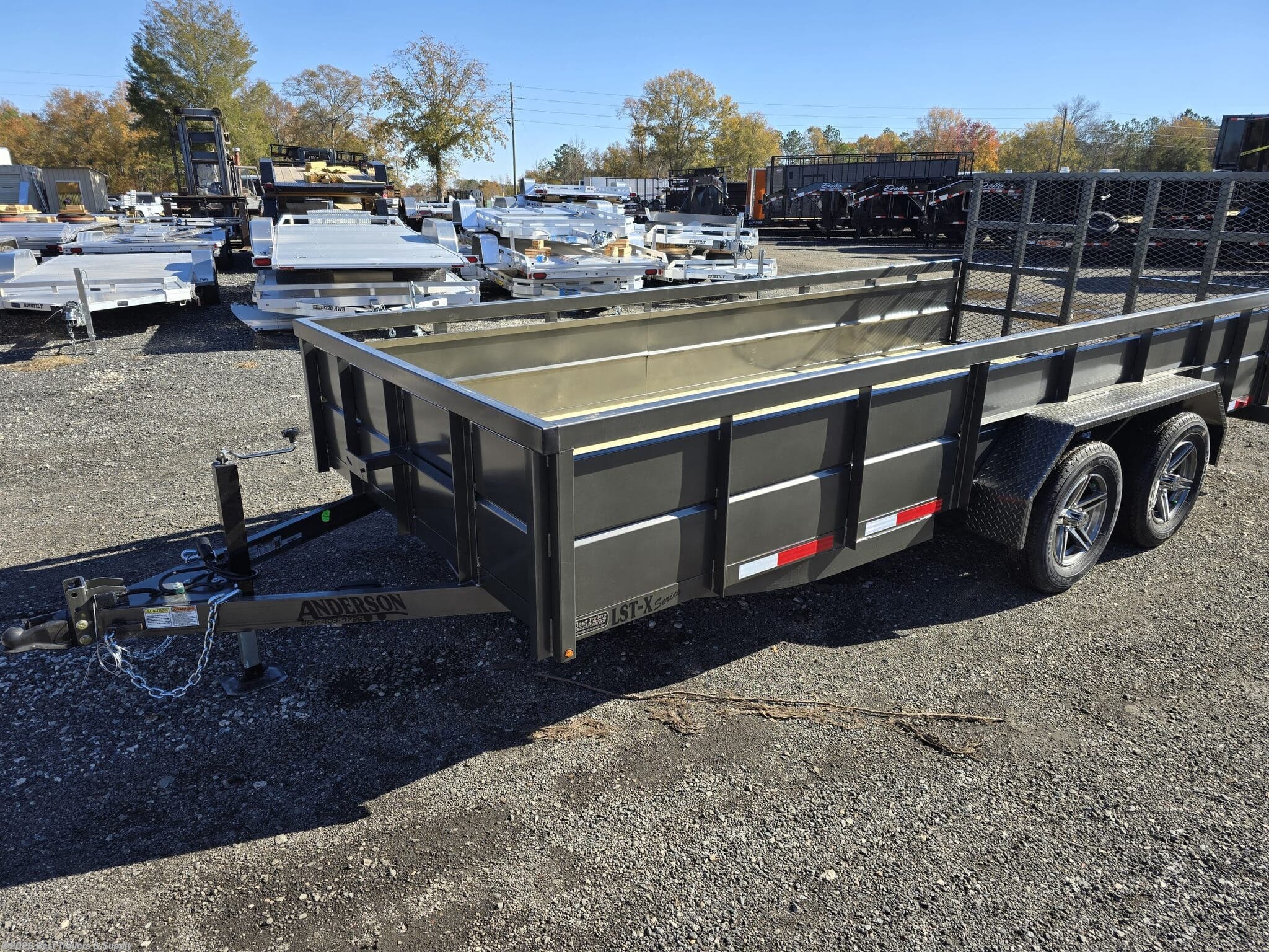 Utility Trailer for sale | New Anderson 7x16 LSTX solid high side ...