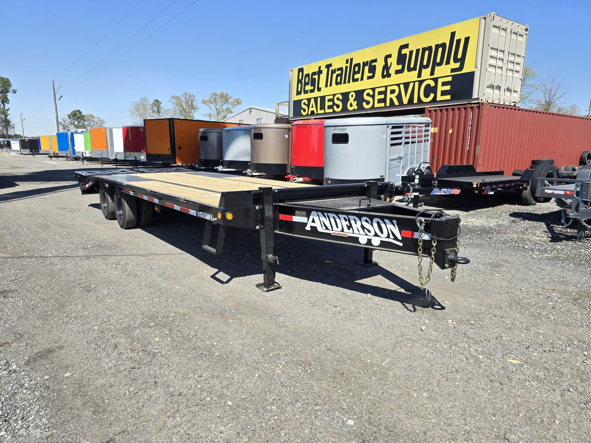 Equipment Trailer for sale | New Anderson 25' 12 Ton Tagalong Workhorse ...