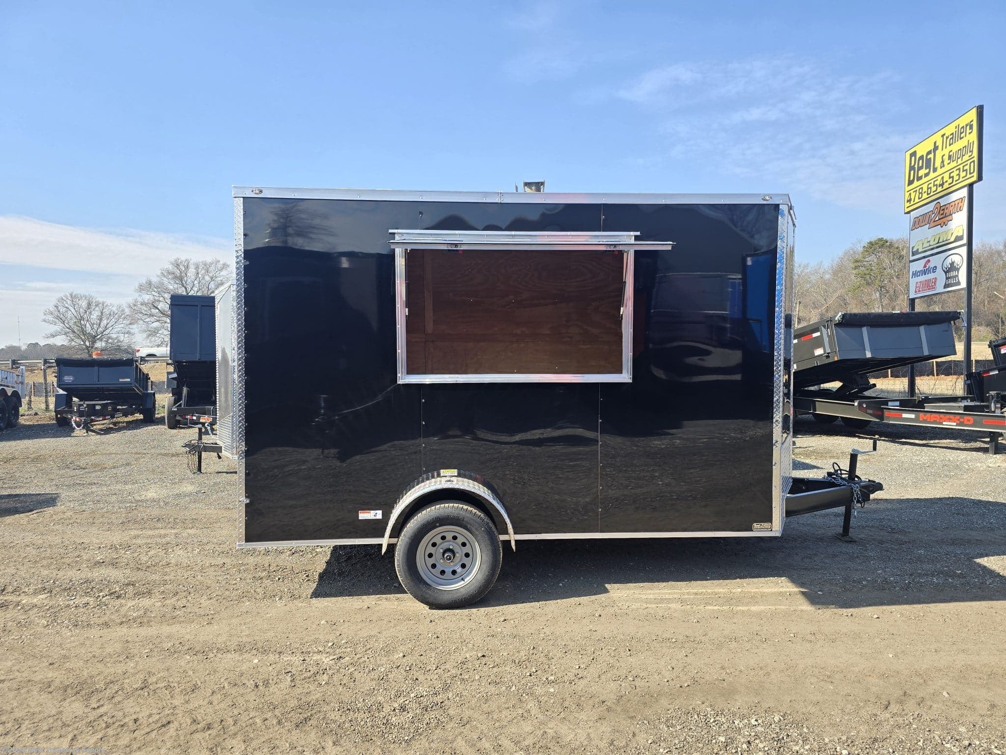 Concession/Vending Trailer for sale | New Empire Cargo 6x12 Concession ...