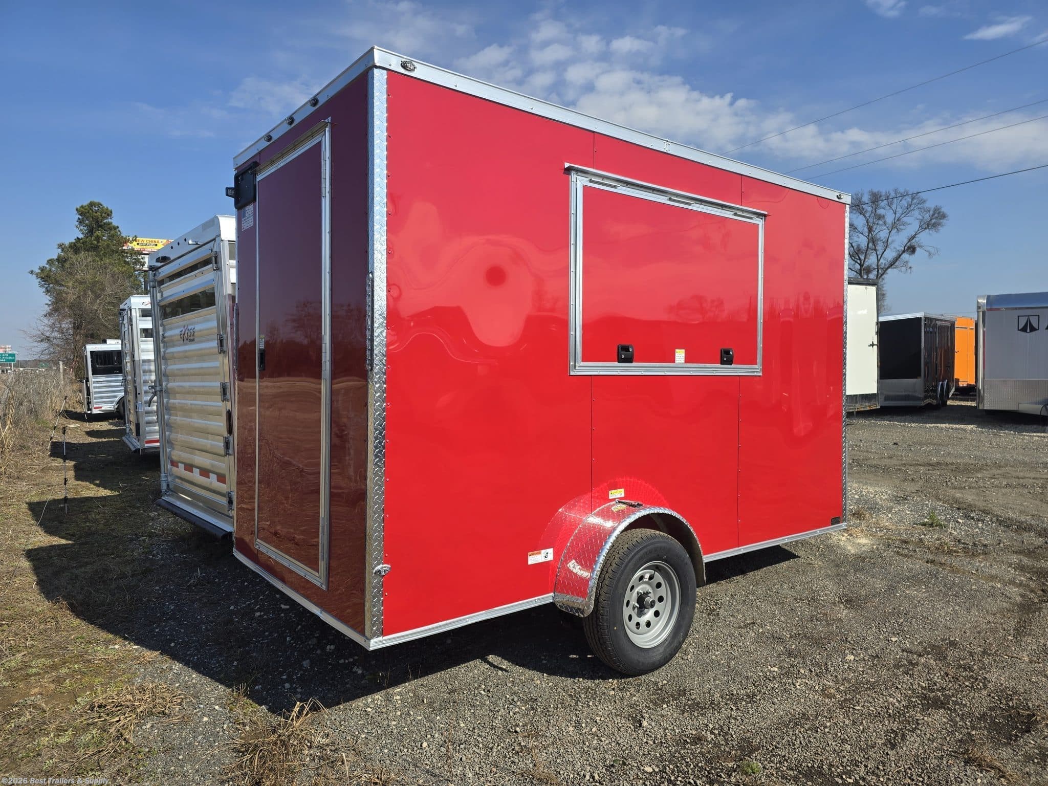 Concession/Vending Trailer for sale | New Empire Cargo 6x12 Concession ...