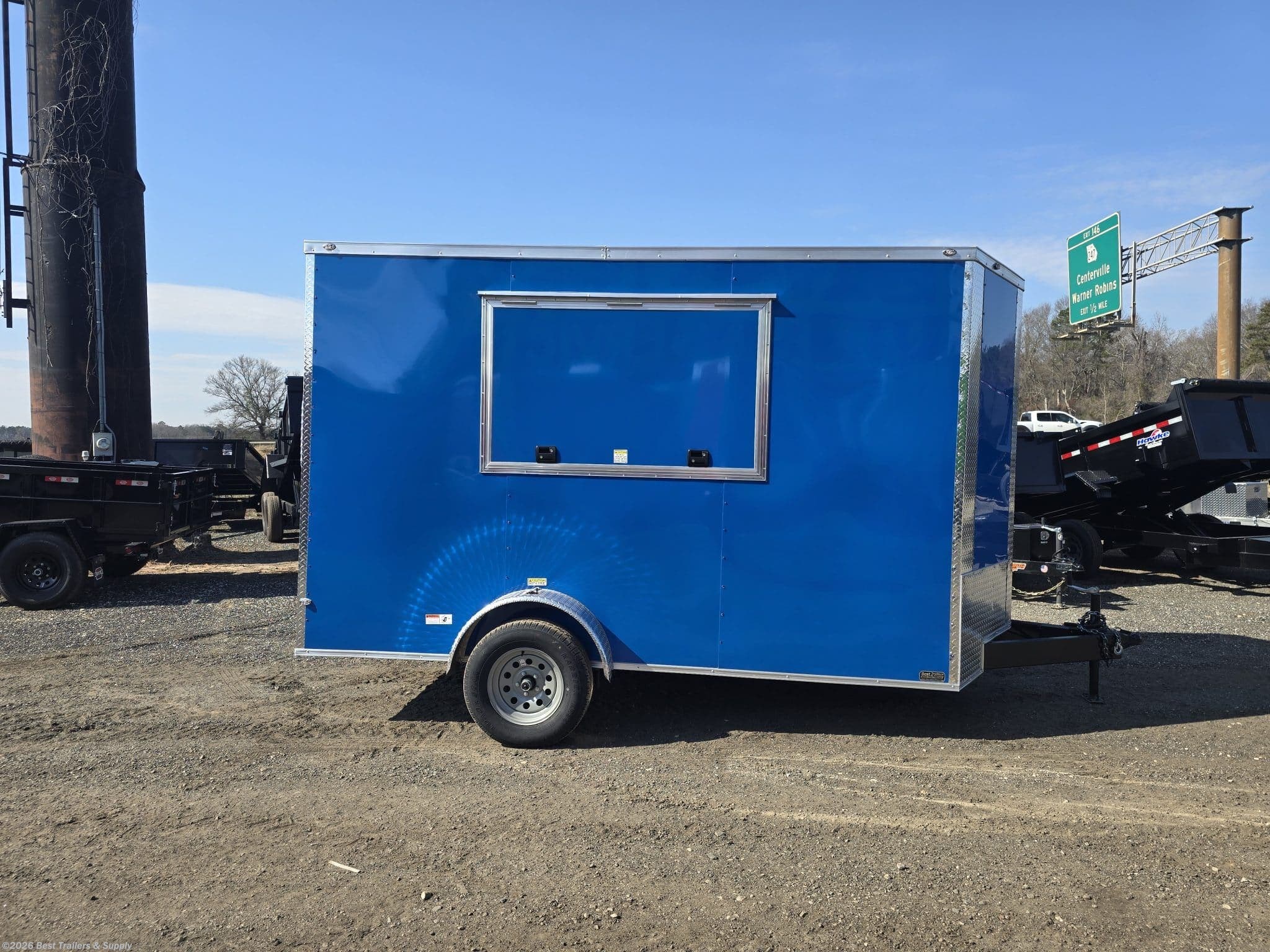 Concession/Vending Trailer for sale | New Empire Cargo 6x12 Concession ...