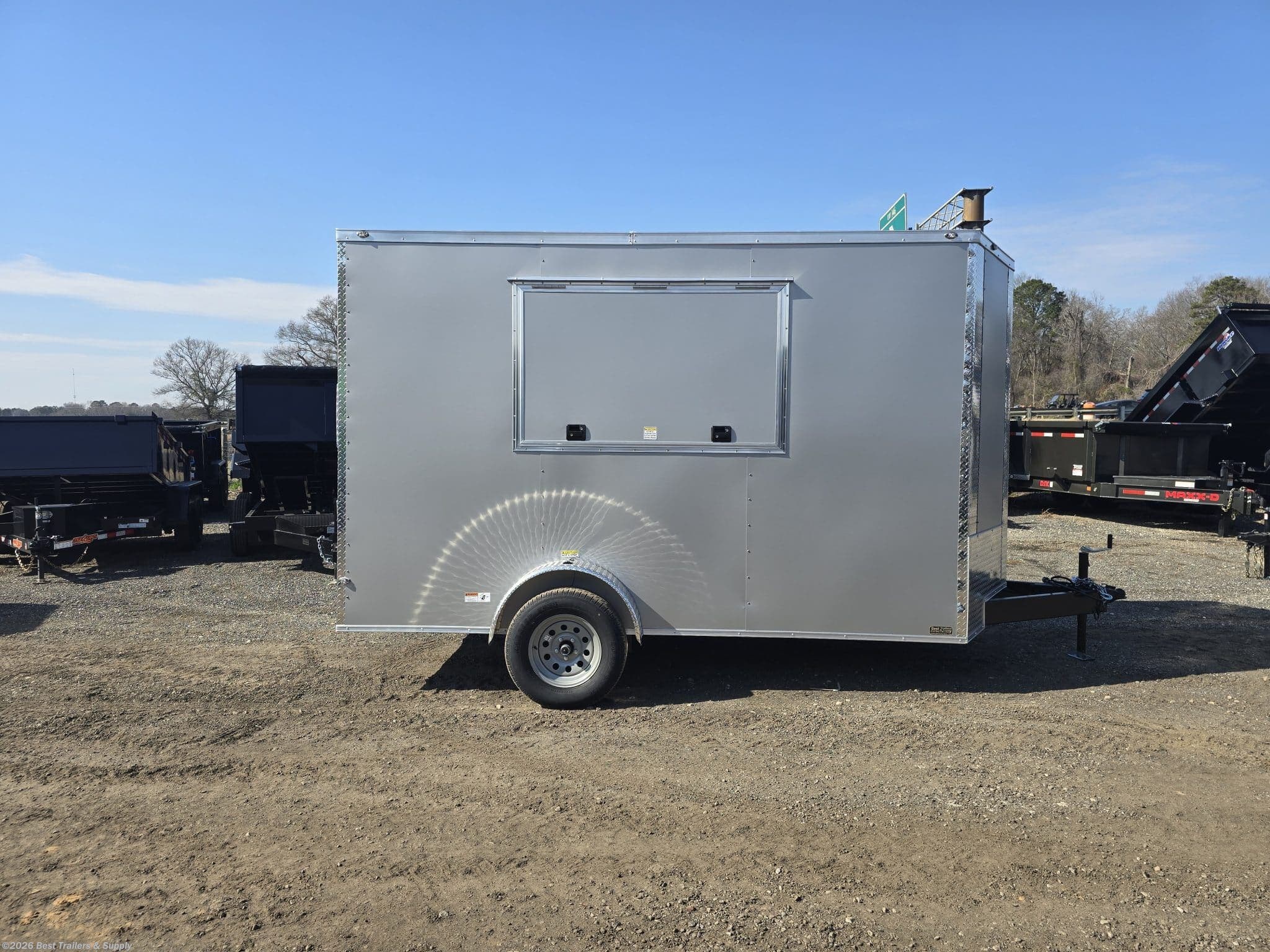 Concession/Vending Trailer for sale | New Empire Cargo 6x12 Concession ...