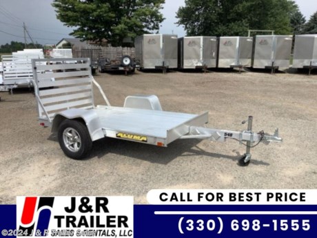 &lt;p&gt;stock # 272802&lt;/p&gt;
&lt;p&gt;This trailer is for sale at J&amp;amp;R Trailer Sales in Orrville Ohio . We offer Rent To Own Financing and also offer traditional financing.&lt;/p&gt;
&lt;p&gt;2024 Aluma 548S-TG&lt;/p&gt;
&lt;ul style=&quot;font-size: 16px; box-sizing: border-box; margin-top: 0px; margin-bottom: 0px; padding-left: 1.5em; caret-color: #232323; color: #232323; font-family: Arial, &#39; Helvetica Neue&#39;, Helvetica, Arial, sans-serif; -webkit-tap-highlight-color: rgba(0, 0, 0, 0); -webkit-text-size-adjust: 100%;&quot;&gt;
&lt;li style=&quot;box-sizing: border-box; padding-bottom: 0.7em;&quot;&gt;2000# Rubber torsion axle - No brakes - Easy lube hubs&lt;/li&gt;
&lt;li style=&quot;box-sizing: border-box; padding-bottom: 0.7em;&quot;&gt;ST175/80R13 LRC radial tires (1360# cap/tire)&lt;/li&gt;
&lt;li style=&quot;box-sizing: border-box; padding-bottom: 0.7em;&quot;&gt;Aluminum wheels, 5-4.5 BHP&lt;/li&gt;
&lt;li style=&quot;box-sizing: border-box; padding-bottom: 0.7em;&quot;&gt;Aluminum fenders&lt;/li&gt;
&lt;li style=&quot;box-sizing: border-box; padding-bottom: 0.7em;&quot;&gt;Extruded aluminum floor&lt;/li&gt;
&lt;li style=&quot;box-sizing: border-box; padding-bottom: 0.7em;&quot;&gt;6&quot; Front retaining bumper&lt;/li&gt;
&lt;li style=&quot;box-sizing: border-box; padding-bottom: 0.7em;&quot;&gt;A-Framed aluminum tongue, 48&quot; long with 2&quot; coupler&lt;/li&gt;
&lt;li style=&quot;box-sizing: border-box; padding-bottom: 0.7em;&quot;&gt;4) Stake pockets (2 per side)&lt;/li&gt;
&lt;li style=&quot;box-sizing: border-box; padding-bottom: 0.7em;&quot;&gt;4) Tie down loops (2 per side)&lt;/li&gt;
&lt;li style=&quot;box-sizing: border-box; padding-bottom: 0.7em;&quot;&gt;LED Lighting package, safety chains&lt;/li&gt;
&lt;li style=&quot;box-sizing: border-box; padding-bottom: 0.7em;&quot;&gt;Swivel tongue jack, 1200# capacity&lt;/li&gt;
&lt;li style=&quot;box-sizing: border-box; padding-bottom: 0.7em;&quot;&gt;Aluminum tailgate / bi-fold tailgate - 50.25&quot; wide x 39&quot; long&lt;/li&gt;
&lt;li style=&quot;box-sizing: border-box; padding-bottom: 0.7em;&quot;&gt;Overall width = 75.5&quot;&lt;/li&gt;
&lt;li style=&quot;box-sizing: border-box; padding-bottom: 0.7em;&quot;&gt;Overall length = 145&quot;&lt;/li&gt;
&lt;li style=&quot;box-sizing: border-box; padding-bottom: 0.7em;&quot;&gt;5 Year Warranty!&lt;/li&gt;
&lt;li style=&quot;box-sizing: border-box; padding-bottom: 0.7em;&quot;&gt;
&lt;p&gt;Please contact us to verify that this trailer is still available. All prices are subject to Tax, Title, Plates . All Trailers are discounted for Cash or Finance Price ! We charge a convenience fee on credit card purchases. J&amp;amp;R Trailer Sales &amp;amp; Rentals, LLC is located near Wooster Ohio, Apple Creek Ohio, Kidron OH, Dalton OH, Fredericksburg Ohio, Akron Ohio, New Philadelphia Ohio, Pittsburgh PA, &amp;nbsp;Pennsylvania State line. Come see us for the best deal on Dump Trailers, Equipment Trailers, Flatbed Trailers, Skidloader Trailers, Tiltbed Trailer, Bobcat Trailer, Farm Trailer, Trash Trailer, Cleanup Trailer, Hotshot Trailer, Gooseneck Trailer, Trailor, Load Trail Trailers for sale, Utility Trailer, ATV Trailer, UTV Trailer, Side X Side Trailer, SXS Trailer, Mower Trailer,Truck Flatbeds, Tank Trailers, Hydraulic Dovetail Trailers, MAX Ramp Trailer, Ramp Trailer, Deckover Trailer, Pintle Trailer, Construction Trailer, Contractor Trailer, Jeep Trailers, Buggy Hauler Trailers, Scissor Lift Trailers, Used Trailer, Car Hauler, Car Trailers, Lawncare Trailers, Landscape Trailers, Low Pro Trailers, Backhoe Trailers, Golf Cart Trailers, Side Load Trailers, Tall Sided Dump Trailer for sale, 3&#39; Tall Side Dump Trailer, 4&#39; tall side dump trailer, gooseneck dump trailer, fold down side dump trailers. We are also an Aluma Aluminum Trailer Dealer. We have Aluminum Trailers for sale in Ohio. We also offer trailer rental in Ohio.&amp;nbsp;&lt;/p&gt;
&lt;p&gt;&amp;nbsp;&lt;/p&gt;
&lt;p&gt;J&amp;amp;R Trailer Sales &amp;amp; Rentals, LLC &amp;nbsp;is not responsible for any Typos, Errors or misprints.&lt;/p&gt;
&lt;/li&gt;
&lt;/ul&gt;